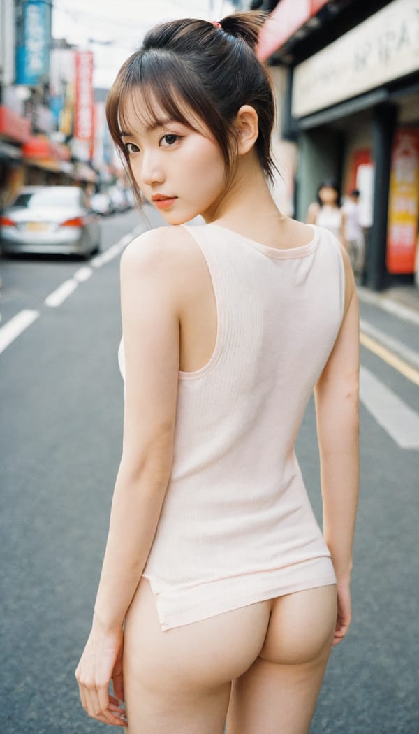 Tags: 21872187, SDXL
{"3": {"inputs": {"seed": 325962816065167, "steps": 32, "cfg": 7.59, "sampler_name": "dpmpp_2m", "scheduler": "karras", "denoise": 1.0, "model": ["27", 0], "positive": ["6", 0], "negative": ["7", 0], "latent_image": ["5", 0]}, "class_type": "KSampler"}, "4": {"inputs": {"ckpt_name": "leosamsHelloworldSDXL_helloworldSDXL32DPO.safetensors"}, "class_type": "CheckpointLoaderSimple"}, "5": {"inputs": {"width": 768, "height": 1344, "batch_size": 1}, "class_type": "EmptyLatentImage"}, "6": {"inputs": {"text": "25 year old girl, (japanese:1.02), (sexy lips:0.95), (double eyelids:1.14), (slim:1.02), (pale skin:0.99), (eyelashes:1.13), (blush:1.08), (temptress:1.03), (idol:1.10), (beautiful eyes:1.01), (cute:0.97), (seductive pose:0.96), (seductive facial expression:1.07), (perky ass:1.02), (exposed ass:1.12), (looking back:1.12), (sexy ass:1.14), (thigh gap:1.14), (white tanktop:1.06), busy street, (portra:1.04), (natural looking skin:1.06), (detailed skin:1.03), (candid cinema:1.03), (skin fuzz:1.00), (soft lighting:1.05), (textured skin:1.06), (RAW:1.05), (film:1.04)", "clip": ["27", 1]}, "class_type": "CLIPTextEncode"}, "7": {"inputs": {"text": "(worst quality:1.08), (open mouth:1.11), (watermark:1.11), (twisted:1.08), (distorted:1.11), (bad hands:1.10), (low resolution:1.13)", "clip": ["27", 1]}, "class_type": "CLIPTextEncode"}, "8": {"inputs": {"samples": ["3", 0], "vae": ["4", 2]}, "class_type": "VAEDecode"}, "25": {"inputs": {"lora_name": "nudify_xl.safetensors", "strength_model": 0.06, "strength_clip": 0.29, "model": ["4", 0], "clip": ["4", 1]}, "class_type": "LoraLoader"}, "26": {"inputs": {"lora_name": "shirtlift_SDXL_v2.safetensors", "strength_model": 0.06, "strength_clip": 0.04, "model": ["25", 0], "clip": ["25", 1]}, "class_type": "LoraLoader"}, "27": {"inputs": {"lora_name": "PerfectEyesXL.safetensors", "strength_model": 0.02, "strength_clip": 0.03, "model": ["26", 0], "clip": ["26", 1]}, "class_type": "LoraLoader"}, "30": {"inputs": {"model_name": "4x_NMKD-Superscale-SP_178000_G.pth"}, "class_type": "UpscaleModelLoader"}, "31": {"inputs": {"upscale_model": ["30", 0], "image": ["8", 0]}, "class_type": "ImageUpscaleWithModel"}, "32": {"inputs": {"upscale_method": "lanczos", "scale_by": 0.5, "image": ["31", 0]}, "class_type": "ImageScaleBy"}, "33": {"inputs": {"pixels": ["32", 0], "vae": ["4", 2]}, "class_type": "VAEEncode"}, "34": {"inputs": {"seed": 325962816065167, "steps": 32, "cfg": 7.59, "sampler_name": "dpmpp_2m", "scheduler": "karras", "denoise": 0.3, "model": ["27", 0], "positive": ["6", 0], "negative": ["7", 0], "latent_image": ["33", 0]}, "class_type": "KSampler"}, "36": {"inputs": {"samples": ["34", 0], "vae": ["4", 2]}, "class_type": "VAEDecode"}, "39": {"inputs": {"filename_prefix": "comfyapi-1707548250280", "images": ["36", 0]}, "class_type": "SaveImage"}}