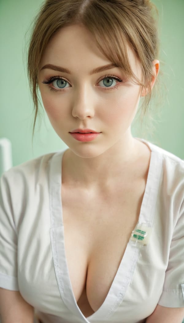 Tags: 21872187, SDXL
{"3": {"inputs": {"seed": 888909532006737, "steps": 32, "cfg": 6.45, "sampler_name": "dpmpp_2m", "scheduler": "karras", "denoise": 1.0, "model": ["27", 0], "positive": ["6", 0], "negative": ["7", 0], "latent_image": ["5", 0]}, "class_type": "KSampler"}, "4": {"inputs": {"ckpt_name": "juggernautxl.safetensors"}, "class_type": "CheckpointLoaderSimple"}, "5": {"inputs": {"width": 768, "height": 1344, "batch_size": 1}, "class_type": "EmptyLatentImage"}, "6": {"inputs": {"text": "28 year old girl, (irish:1.09), (idol:0.99), (cute:1.04), (blush:1.12), (double eyelids:1.10), (pale skin:1.03), (seductive facial expression:1.06), (temptress:1.01), (beautiful eyes:1.13), (seductive pose:1.04), (slim:1.08), (eyelashes:1.09), (detailed face:1.00), (sexy lips:1.10), (in a seductive pose:0.98), (large perky breasts:0.99), (cleavage:1.04), (thigh gap:1.01), (nurse in uniform:1.10) working in a hospital ward, (candid cinema:1.07), (textured skin:1.07), (RAW:1.04), (skin fuzz:1.07), (portra:1.07), (detailed skin:1.04), (natural looking skin:1.02), (soft lighting:1.06), (film:1.03)", "clip": ["27", 1]}, "class_type": "CLIPTextEncode"}, "7": {"inputs": {"text": "(watermark:1.10), (worst quality:1.08), (distorted:1.07), (bad hands:1.08), (open mouth:1.09), (twisted:1.12), (low resolution:1.13)", "clip": ["27", 1]}, "class_type": "CLIPTextEncode"}, "8": {"inputs": {"samples": ["3", 0], "vae": ["4", 2]}, "class_type": "VAEDecode"}, "25": {"inputs": {"lora_name": "nudify_xl.safetensors", "strength_model": 0.18, "strength_clip": 0.36, "model": ["4", 0], "clip": ["4", 1]}, "class_type": "LoraLoader"}, "26": {"inputs": {"lora_name": "shirtlift_SDXL_v2.safetensors", "strength_model": 0.17, "strength_clip": 0.02, "model": ["25", 0], "clip": ["25", 1]}, "class_type": "LoraLoader"}, "27": {"inputs": {"lora_name": "PerfectEyesXL.safetensors", "strength_model": 0.15, "strength_clip": 0.13, "model": ["26", 0], "clip": ["26", 1]}, "class_type": "LoraLoader"}, "30": {"inputs": {"model_name": "4x_NMKD-Superscale-SP_178000_G.pth"}, "class_type": "UpscaleModelLoader"}, "31": {"inputs": {"upscale_model": ["30", 0], "image": ["8", 0]}, "class_type": "ImageUpscaleWithModel"}, "32": {"inputs": {"upscale_method": "lanczos", "scale_by": 0.5, "image": ["31", 0]}, "class_type": "ImageScaleBy"}, "33": {"inputs": {"pixels": ["32", 0], "vae": ["4", 2]}, "class_type": "VAEEncode"}, "34": {"inputs": {"seed": 888909532006737, "steps": 32, "cfg": 6.45, "sampler_name": "dpmpp_2m", "scheduler": "karras", "denoise": 0.3, "model": ["27", 0], "positive": ["6", 0], "negative": ["7", 0], "latent_image": ["33", 0]}, "class_type": "KSampler"}, "36": {"inputs": {"samples": ["34", 0], "vae": ["4", 2]}, "class_type": "VAEDecode"}, "39": {"inputs": {"filename_prefix": "comfyapi-1716577485917", "images": ["36", 0]}, "class_type": "SaveImage"}}