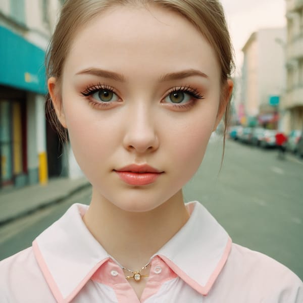 Tags: 21872187, SDXL
{"3": {"inputs": {"seed": 484168908957159, "steps": 32, "cfg": 6.47, "sampler_name": "dpmpp_2m", "scheduler": "karras", "denoise": 1.0, "model": ["27", 0], "positive": ["6", 0], "negative": ["7", 0], "latent_image": ["5", 0]}, "class_type": "KSampler"}, "4": {"inputs": {"ckpt_name": "juggernautxl.safetensors"}, "class_type": "CheckpointLoaderSimple"}, "5": {"inputs": {"width": 1024, "height": 1024, "batch_size": 1}, "class_type": "EmptyLatentImage"}, "6": {"inputs": {"text": "21 year old girl, (ukrainian:1.01), (slim:1.12), (double eyelids:0.99), (eyelashes:1.03), (detailed face:1.14), (pale skin:1.12), (cute:1.02), (blush:1.13), (beautiful eyes:1.04), (sexy lips:1.00), (seductive pose:1.07), (temptress:1.13), (idol:1.08), (seductive facial expression:1.12), (in a seductive pose:1.05), (large perky breasts:0.95), (cleavage:1.12), (thigh gap:0.99), (school uniform:1.01), choker, busy street, (candid cinema:1.03), (natural looking skin:1.06), (film:1.09), (portra:1.05), (soft lighting:1.06), (skin fuzz:1.09), (textured skin:1.08), (detailed skin:1.01), (RAW:1.05)", "clip": ["27", 1]}, "class_type": "CLIPTextEncode"}, "7": {"inputs": {"text": "(distorted:1.09), (low resolution:1.07), (bad hands:1.11), (watermark:1.13), (worst quality:1.13), (twisted:1.10), (open mouth:1.10)", "clip": ["27", 1]}, "class_type": "CLIPTextEncode"}, "8": {"inputs": {"samples": ["3", 0], "vae": ["4", 2]}, "class_type": "VAEDecode"}, "25": {"inputs": {"lora_name": "nudify_xl.safetensors", "strength_model": 0.29, "strength_clip": 0.17, "model": ["4", 0], "clip": ["4", 1]}, "class_type": "LoraLoader"}, "26": {"inputs": {"lora_name": "shirtlift_SDXL_v2.safetensors", "strength_model": 0.12, "strength_clip": 0.04, "model": ["25", 0], "clip": ["25", 1]}, "class_type": "LoraLoader"}, "27": {"inputs": {"lora_name": "PerfectEyesXL.safetensors", "strength_model": 0.1, "strength_clip": 0.18, "model": ["26", 0], "clip": ["26", 1]}, "class_type": "LoraLoader"}, "30": {"inputs": {"model_name": "4x_NMKD-Superscale-SP_178000_G.pth"}, "class_type": "UpscaleModelLoader"}, "31": {"inputs": {"upscale_model": ["30", 0], "image": ["8", 0]}, "class_type": "ImageUpscaleWithModel"}, "32": {"inputs": {"upscale_method": "lanczos", "scale_by": 0.5, "image": ["31", 0]}, "class_type": "ImageScaleBy"}, "33": {"inputs": {"pixels": ["32", 0], "vae": ["4", 2]}, "class_type": "VAEEncode"}, "34": {"inputs": {"seed": 484168908957159, "steps": 32, "cfg": 6.47, "sampler_name": "dpmpp_2m", "scheduler": "karras", "denoise": 0.3, "model": ["27", 0], "positive": ["6", 0], "negative": ["7", 0], "latent_image": ["33", 0]}, "class_type": "KSampler"}, "36": {"inputs": {"samples": ["34", 0], "vae": ["4", 2]}, "class_type": "VAEDecode"}, "39": {"inputs": {"filename_prefix": "comfyapi-1724617408260", "images": ["36", 0]}, "class_type": "SaveImage"}}