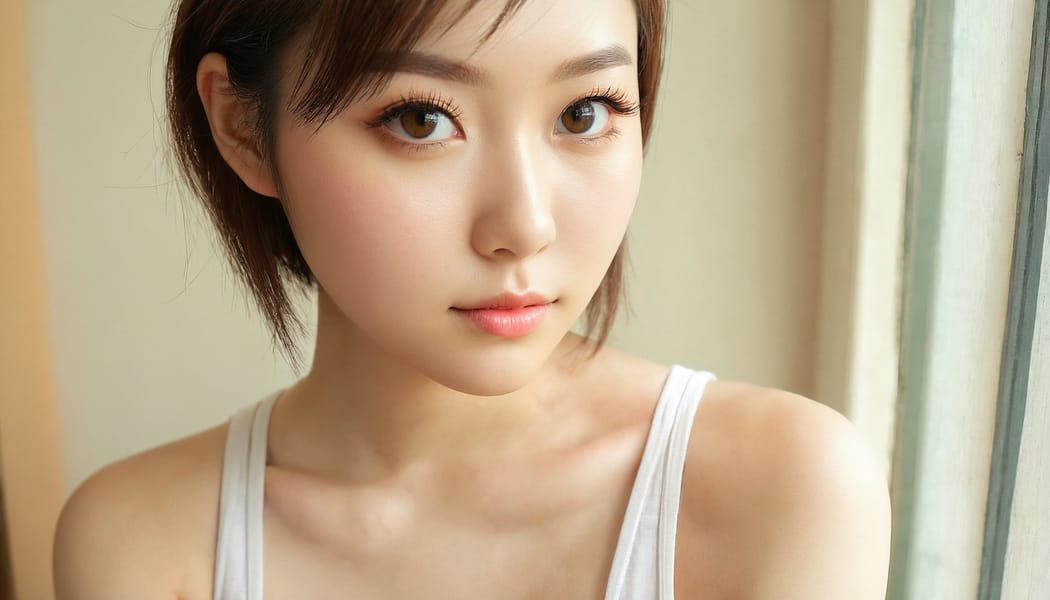 Tags: 21872187, SDXL
{"3": {"inputs": {"seed": 816798253537794, "steps": 64, "cfg": 7.19, "sampler_name": "dpmpp_2m", "scheduler": "karras", "denoise": 1.0, "model": ["27", 0], "positive": ["6", 0], "negative": ["7", 0], "latent_image": ["5", 0]}, "class_type": "KSampler"}, "4": {"inputs": {"ckpt_name": "juggernautxl.safetensors"}, "class_type": "CheckpointLoaderSimple"}, "5": {"inputs": {"width": 1344, "height": 768, "batch_size": 1}, "class_type": "EmptyLatentImage"}, "6": {"inputs": {"text": "25 year old girl, (irish:1.05), (taiwanese:1.04), (eyelashes:1.05), (seductive facial expression:0.98), (detailed face:1.10), (idol:0.99), (blush:1.14), (slim:1.08), (temptress:1.14), (beautiful eyes:1.12), (cute:1.04), (double eyelids:1.01), (sexy lips:0.99), (pale skin:1.13), (seductive pose:1.10), (in a seductive pose:0.95), (large perky breasts:0.97), (cleavage:1.05), (thigh gap:1.13), (white tanktop:1.03), busy street, (portra:1.08), (soft lighting:1.07), (film:1.06), (natural looking skin:1.02), (RAW:1.01), (textured skin:1.02), (candid cinema:1.00), (skin fuzz:1.04), (detailed skin:1.07)", "clip": ["27", 1]}, "class_type": "CLIPTextEncode"}, "7": {"inputs": {"text": "(low resolution:1.07), (worst quality:1.05), (twisted:1.05), (open mouth:1.14), (watermark:1.06), (bad hands:1.07), (distorted:1.11)", "clip": ["27", 1]}, "class_type": "CLIPTextEncode"}, "8": {"inputs": {"samples": ["3", 0], "vae": ["4", 2]}, "class_type": "VAEDecode"}, "25": {"inputs": {"lora_name": "nudify_xl.safetensors", "strength_model": 0.19, "strength_clip": 0.05, "model": ["4", 0], "clip": ["4", 1]}, "class_type": "LoraLoader"}, "26": {"inputs": {"lora_name": "shirtlift_SDXL_v2.safetensors", "strength_model": 0.08, "strength_clip": 0.09, "model": ["25", 0], "clip": ["25", 1]}, "class_type": "LoraLoader"}, "27": {"inputs": {"lora_name": "PerfectEyesXL.safetensors", "strength_model": 0.03, "strength_clip": 0.14, "model": ["26", 0], "clip": ["26", 1]}, "class_type": "LoraLoader"}, "30": {"inputs": {"model_name": "4x_NMKD-Superscale-SP_178000_G.pth"}, "class_type": "UpscaleModelLoader"}, "31": {"inputs": {"upscale_model": ["30", 0], "image": ["8", 0]}, "class_type": "ImageUpscaleWithModel"}, "32": {"inputs": {"upscale_method": "lanczos", "scale_by": 0.5, "image": ["31", 0]}, "class_type": "ImageScaleBy"}, "33": {"inputs": {"pixels": ["32", 0], "vae": ["4", 2]}, "class_type": "VAEEncode"}, "34": {"inputs": {"seed": 816798253537794, "steps": 64, "cfg": 7.19, "sampler_name": "dpmpp_2m", "scheduler": "karras", "denoise": 0.3, "model": ["27", 0], "positive": ["6", 0], "negative": ["7", 0], "latent_image": ["33", 0]}, "class_type": "KSampler"}, "36": {"inputs": {"samples": ["34", 0], "vae": ["4", 2]}, "class_type": "VAEDecode"}, "39": {"inputs": {"filename_prefix": "comfyapi-1724771651344", "images": ["36", 0]}, "class_type": "SaveImage"}}