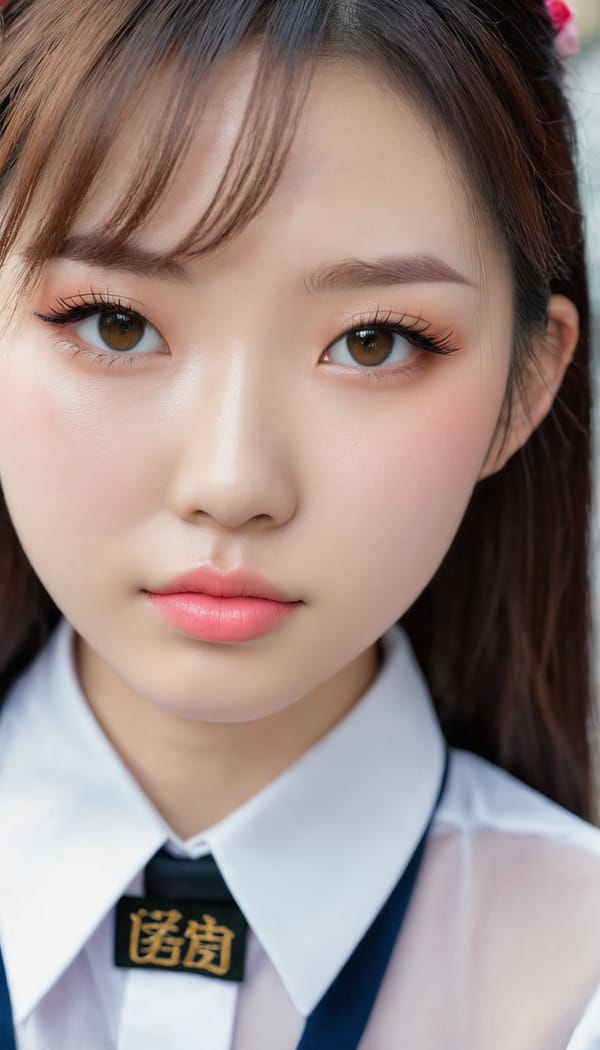 Tags: 21872187, SDXL
{"3": {"inputs": {"seed": 235141622791608, "steps": 32, "cfg": 6.15, "sampler_name": "dpmpp_2m", "scheduler": "karras", "denoise": 1.0, "model": ["27", 0], "positive": ["6", 0], "negative": ["7", 0], "latent_image": ["5", 0]}, "class_type": "KSampler"}, "4": {"inputs": {"ckpt_name": "juggernautxl.safetensors"}, "class_type": "CheckpointLoaderSimple"}, "5": {"inputs": {"width": 768, "height": 1344, "batch_size": 1}, "class_type": "EmptyLatentImage"}, "6": {"inputs": {"text": "19 year old girl, (chinese:0.97), (irish:1.06), (idol:0.98), (beautiful eyes:1.03), (eyelashes:1.10), (blush:1.13), (seductive facial expression:0.98), (detailed face:0.96), (double eyelids:1.07), (sexy lips:1.14), (cute:1.03), (temptress:1.12), (slim:1.08), (seductive pose:0.97), (pale skin:1.11), (on all fours:1.11), (spreading ass cheeks:1.13), (from behind:1.14), (backboob:1.05), (school uniform:1.07), choker, busy street, (soft lighting:1.07), (portra:1.05), (natural looking skin:1.00), (skin fuzz:1.03), (RAW:1.05), (detailed skin:1.01), (textured skin:1.06), (film:1.00), (candid cinema:1.03)", "clip": ["27", 1]}, "class_type": "CLIPTextEncode"}, "7": {"inputs": {"text": "(twisted:1.12), (distorted:1.10), (open mouth:1.09), (watermark:1.05), (bad hands:1.09), (low resolution:1.05), (worst quality:1.14)", "clip": ["27", 1]}, "class_type": "CLIPTextEncode"}, "8": {"inputs": {"samples": ["3", 0], "vae": ["4", 2]}, "class_type": "VAEDecode"}, "25": {"inputs": {"lora_name": "nudify_xl.safetensors", "strength_model": 0.0, "strength_clip": 0.17, "model": ["4", 0], "clip": ["4", 1]}, "class_type": "LoraLoader"}, "26": {"inputs": {"lora_name": "shirtlift_SDXL_v2.safetensors", "strength_model": 0.03, "strength_clip": 0.19, "model": ["25", 0], "clip": ["25", 1]}, "class_type": "LoraLoader"}, "27": {"inputs": {"lora_name": "PerfectEyesXL.safetensors", "strength_model": 0.09, "strength_clip": 0.13, "model": ["26", 0], "clip": ["26", 1]}, "class_type": "LoraLoader"}, "30": {"inputs": {"model_name": "4x_NMKD-Superscale-SP_178000_G.pth"}, "class_type": "UpscaleModelLoader"}, "31": {"inputs": {"upscale_model": ["30", 0], "image": ["8", 0]}, "class_type": "ImageUpscaleWithModel"}, "32": {"inputs": {"upscale_method": "lanczos", "scale_by": 0.5, "image": ["31", 0]}, "class_type": "ImageScaleBy"}, "33": {"inputs": {"pixels": ["32", 0], "vae": ["4", 2]}, "class_type": "VAEEncode"}, "34": {"inputs": {"seed": 235141622791608, "steps": 32, "cfg": 6.15, "sampler_name": "dpmpp_2m", "scheduler": "karras", "denoise": 0.3, "model": ["27", 0], "positive": ["6", 0], "negative": ["7", 0], "latent_image": ["33", 0]}, "class_type": "KSampler"}, "36": {"inputs": {"samples": ["34", 0], "vae": ["4", 2]}, "class_type": "VAEDecode"}, "39": {"inputs": {"filename_prefix": "comfyapi-1726768813641", "images": ["36", 0]}, "class_type": "SaveImage"}}