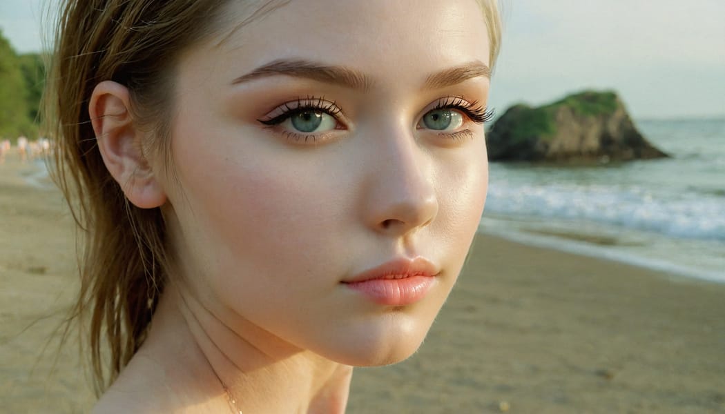 Tags: 21872187, SDXL
{"3": {"inputs": {"seed": 698213189135549, "steps": 64, "cfg": 7.42, "sampler_name": "dpmpp_2m", "scheduler": "karras", "denoise": 1.0, "model": ["27", 0], "positive": ["6", 0], "negative": ["7", 0], "latent_image": ["5", 0]}, "class_type": "KSampler"}, "4": {"inputs": {"ckpt_name": "juggernautxl.safetensors"}, "class_type": "CheckpointLoaderSimple"}, "5": {"inputs": {"width": 1344, "height": 768, "batch_size": 1}, "class_type": "EmptyLatentImage"}, "6": {"inputs": {"text": "26 year old girl, (ukrainian:1.14), (sexy lips:1.04), (detailed face:1.13), (pale skin:1.02), (beautiful eyes:1.04), (slim:1.03), (cute:0.97), (seductive facial expression:1.01), (blush:1.04), (double eyelids:1.08), (idol:1.12), (eyelashes:0.98), (in a seductive pose:1.13), (large perky breasts:1.10), (cleavage:1.03), (thigh gap:1.05), strolling (nude:1.04) at a beach, (natural looking skin:1.05), (textured skin:1.09), (soft lighting:1.09), (film:1.05), (candid cinema:1.06), (RAW:1.01), (detailed skin:1.08), (skin fuzz:1.04), (portra:1.05)", "clip": ["27", 1]}, "class_type": "CLIPTextEncode"}, "7": {"inputs": {"text": "(distorted:1.12), (bad hands:1.07), (twisted:1.09), (open mouth:1.10), (worst quality:1.08), (watermark:1.11), (low resolution:1.14)", "clip": ["27", 1]}, "class_type": "CLIPTextEncode"}, "8": {"inputs": {"samples": ["3", 0], "vae": ["4", 2]}, "class_type": "VAEDecode"}, "25": {"inputs": {"lora_name": "nudify_xl.safetensors", "strength_model": 0.03, "strength_clip": 0.0, "model": ["4", 0], "clip": ["4", 1]}, "class_type": "LoraLoader"}, "26": {"inputs": {"lora_name": "shirtlift_SDXL_v2.safetensors", "strength_model": 0.04, "strength_clip": 0.16, "model": ["25", 0], "clip": ["25", 1]}, "class_type": "LoraLoader"}, "27": {"inputs": {"lora_name": "PerfectEyesXL.safetensors", "strength_model": 0.02, "strength_clip": 0.05, "model": ["26", 0], "clip": ["26", 1]}, "class_type": "LoraLoader"}, "30": {"inputs": {"model_name": "4x_NMKD-Superscale-SP_178000_G.pth"}, "class_type": "UpscaleModelLoader"}, "31": {"inputs": {"upscale_model": ["30", 0], "image": ["8", 0]}, "class_type": "ImageUpscaleWithModel"}, "32": {"inputs": {"upscale_method": "lanczos", "scale_by": 0.5, "image": ["31", 0]}, "class_type": "ImageScaleBy"}, "33": {"inputs": {"pixels": ["32", 0], "vae": ["4", 2]}, "class_type": "VAEEncode"}, "34": {"inputs": {"seed": 698213189135549, "steps": 64, "cfg": 7.42, "sampler_name": "dpmpp_2m", "scheduler": "karras", "denoise": 0.3, "model": ["27", 0], "positive": ["6", 0], "negative": ["7", 0], "latent_image": ["33", 0]}, "class_type": "KSampler"}, "36": {"inputs": {"samples": ["34", 0], "vae": ["4", 2]}, "class_type": "VAEDecode"}, "39": {"inputs": {"filename_prefix": "comfyapi-1713586024255", "images": ["36", 0]}, "class_type": "SaveImage"}}