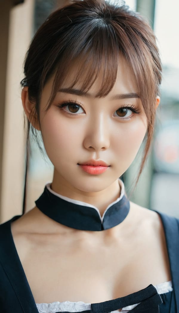 Tags: 21872187, SDXL
{"3": {"inputs": {"seed": 144384778864188, "steps": 32, "cfg": 5.69, "sampler_name": "dpmpp_2m", "scheduler": "karras", "denoise": 1.0, "model": ["27", 0], "positive": ["6", 0], "negative": ["7", 0], "latent_image": ["5", 0]}, "class_type": "KSampler"}, "4": {"inputs": {"ckpt_name": "juggernautxl.safetensors"}, "class_type": "CheckpointLoaderSimple"}, "5": {"inputs": {"width": 768, "height": 1344, "batch_size": 1}, "class_type": "EmptyLatentImage"}, "6": {"inputs": {"text": "26 year old girl, (japanese:1.03), (russian:0.96), (taiwanese:1.14), (detailed face:1.05), (seductive pose:1.05), (eyelashes:0.99), (cute:1.00), (double eyelids:1.06), (pale skin:0.95), (sexy lips:1.09), (slim:1.02), (seductive facial expression:1.00), (temptress:0.95), (beautiful eyes:0.96), (idol:1.06), (in a seductive pose:1.13), (large perky breasts:0.98), (cleavage:1.12), (thigh gap:1.04), (school uniform:1.10), choker, busy street, (textured skin:1.01), (RAW:1.01), (film:1.09), (soft lighting:1.01), (candid cinema:1.08), (detailed skin:1.03), (portra:1.09), (skin fuzz:1.01), (natural looking skin:1.01)", "clip": ["27", 1]}, "class_type": "CLIPTextEncode"}, "7": {"inputs": {"text": "(worst quality:1.09), (open mouth:1.09), (low resolution:1.12), (twisted:1.11), (bad hands:1.07), (watermark:1.10), (distorted:1.10)", "clip": ["27", 1]}, "class_type": "CLIPTextEncode"}, "8": {"inputs": {"samples": ["3", 0], "vae": ["4", 2]}, "class_type": "VAEDecode"}, "25": {"inputs": {"lora_name": "nudify_xl.safetensors", "strength_model": 0.12, "strength_clip": 0.02, "model": ["4", 0], "clip": ["4", 1]}, "class_type": "LoraLoader"}, "26": {"inputs": {"lora_name": "shirtlift_SDXL_v2.safetensors", "strength_model": 0.03, "strength_clip": 0.12, "model": ["25", 0], "clip": ["25", 1]}, "class_type": "LoraLoader"}, "27": {"inputs": {"lora_name": "PerfectEyesXL.safetensors", "strength_model": 0.08, "strength_clip": 0.18, "model": ["26", 0], "clip": ["26", 1]}, "class_type": "LoraLoader"}, "30": {"inputs": {"model_name": "4x_NMKD-Superscale-SP_178000_G.pth"}, "class_type": "UpscaleModelLoader"}, "31": {"inputs": {"upscale_model": ["30", 0], "image": ["8", 0]}, "class_type": "ImageUpscaleWithModel"}, "32": {"inputs": {"upscale_method": "lanczos", "scale_by": 0.5, "image": ["31", 0]}, "class_type": "ImageScaleBy"}, "33": {"inputs": {"pixels": ["32", 0], "vae": ["4", 2]}, "class_type": "VAEEncode"}, "34": {"inputs": {"seed": 144384778864188, "steps": 32, "cfg": 5.69, "sampler_name": "dpmpp_2m", "scheduler": "karras", "denoise": 0.3, "model": ["27", 0], "positive": ["6", 0], "negative": ["7", 0], "latent_image": ["33", 0]}, "class_type": "KSampler"}, "36": {"inputs": {"samples": ["34", 0], "vae": ["4", 2]}, "class_type": "VAEDecode"}, "39": {"inputs": {"filename_prefix": "comfyapi-1713774562018", "images": ["36", 0]}, "class_type": "SaveImage"}}