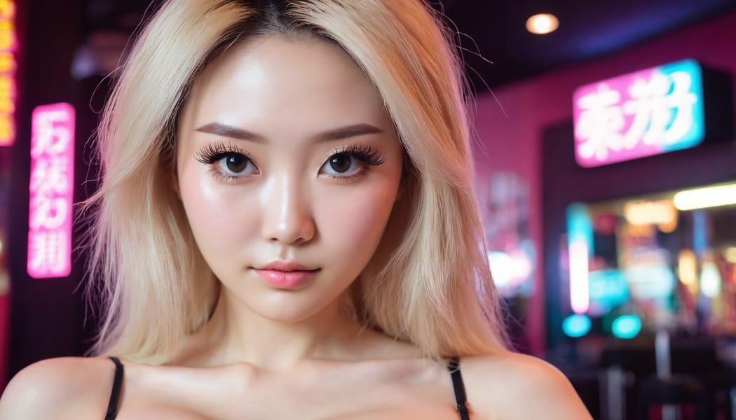 Tags: 21872187, SDXL
{"3": {"inputs": {"seed": 812525811273567, "steps": 64, "cfg": 6.99, "sampler_name": "dpmpp_2m", "scheduler": "karras", "denoise": 1.0, "model": ["27", 0], "positive": ["6", 0], "negative": ["7", 0], "latent_image": ["5", 0]}, "class_type": "KSampler"}, "4": {"inputs": {"ckpt_name": "juggernautxl.safetensors"}, "class_type": "CheckpointLoaderSimple"}, "5": {"inputs": {"width": 1344, "height": 768, "batch_size": 1}, "class_type": "EmptyLatentImage"}, "6": {"inputs": {"text": "28 year old girl, (chinese:1.09), (irish:1.05), (eyelashes:1.11), (detailed face:1.10), (blush:1.08), (seductive facial expression:1.06), (seductive pose:1.05), (pale skin:1.13), (slim:1.10), (double eyelids:1.10), (cute:1.11), (beautiful eyes:1.08), (temptress:0.97), (idol:1.03), (in a seductive pose:1.06), (large perky breasts:0.97), (cleavage:1.14), (thigh gap:1.05), (a pole dancer:0.98) at a night club, (soft lighting:1.06), (textured skin:1.04), (film:1.08), (candid cinema:1.09), (portra:1.04), (natural looking skin:1.06), (detailed skin:1.06), (RAW:1.05), (skin fuzz:1.04)", "clip": ["27", 1]}, "class_type": "CLIPTextEncode"}, "7": {"inputs": {"text": "(worst quality:1.10), (watermark:1.12), (bad hands:1.05), (low resolution:1.10), (twisted:1.08), (distorted:1.09), (open mouth:1.11)", "clip": ["27", 1]}, "class_type": "CLIPTextEncode"}, "8": {"inputs": {"samples": ["3", 0], "vae": ["4", 2]}, "class_type": "VAEDecode"}, "25": {"inputs": {"lora_name": "nudify_xl.safetensors", "strength_model": 0.08, "strength_clip": 0.16, "model": ["4", 0], "clip": ["4", 1]}, "class_type": "LoraLoader"}, "26": {"inputs": {"lora_name": "shirtlift_SDXL_v2.safetensors", "strength_model": 0.04, "strength_clip": 0.12, "model": ["25", 0], "clip": ["25", 1]}, "class_type": "LoraLoader"}, "27": {"inputs": {"lora_name": "PerfectEyesXL.safetensors", "strength_model": 0.08, "strength_clip": 0.08, "model": ["26", 0], "clip": ["26", 1]}, "class_type": "LoraLoader"}, "30": {"inputs": {"model_name": "4x_NMKD-Superscale-SP_178000_G.pth"}, "class_type": "UpscaleModelLoader"}, "31": {"inputs": {"upscale_model": ["30", 0], "image": ["8", 0]}, "class_type": "ImageUpscaleWithModel"}, "32": {"inputs": {"upscale_method": "lanczos", "scale_by": 0.5, "image": ["31", 0]}, "class_type": "ImageScaleBy"}, "33": {"inputs": {"pixels": ["32", 0], "vae": ["4", 2]}, "class_type": "VAEEncode"}, "34": {"inputs": {"seed": 812525811273567, "steps": 64, "cfg": 6.99, "sampler_name": "dpmpp_2m", "scheduler": "karras", "denoise": 0.3, "model": ["27", 0], "positive": ["6", 0], "negative": ["7", 0], "latent_image": ["33", 0]}, "class_type": "KSampler"}, "36": {"inputs": {"samples": ["34", 0], "vae": ["4", 2]}, "class_type": "VAEDecode"}, "39": {"inputs": {"filename_prefix": "comfyapi-1713734563251", "images": ["36", 0]}, "class_type": "SaveImage"}}