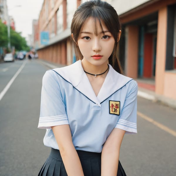 Tags: 21872187, SDXL
{"3": {"inputs": {"seed": 927267537182112, "steps": 64, "cfg": 5.78, "sampler_name": "dpmpp_2m", "scheduler": "karras", "denoise": 1.0, "model": ["27", 0], "positive": ["6", 0], "negative": ["7", 0], "latent_image": ["5", 0]}, "class_type": "KSampler"}, "4": {"inputs": {"ckpt_name": "leosamsHelloworldSDXL_helloworldSDXL32DPO.safetensors"}, "class_type": "CheckpointLoaderSimple"}, "5": {"inputs": {"width": 1024, "height": 1024, "batch_size": 1}, "class_type": "EmptyLatentImage"}, "6": {"inputs": {"text": "25 year old girl, (japanese:1.14), (russian:1.10), (chinese:1.14), (ukrainian:1.06), (eyelashes:1.03), (temptress:1.14), (slim:1.12), (blush:0.96), (seductive facial expression:1.00), (double eyelids:1.12), (detailed face:0.97), (cute:1.12), (seductive pose:1.07), (sexy lips:1.06), (beautiful eyes:1.01), (perky ass:1.10), (exposed ass:1.11), (looking back:0.95), (sexy ass:0.98), (thigh gap:0.95), (school uniform:1.12), choker, busy street, (RAW:1.01), (natural looking skin:1.03), (candid cinema:1.08), (soft lighting:1.01), (skin fuzz:1.07), (film:1.06), (detailed skin:1.08), (portra:1.04), (textured skin:1.00)", "clip": ["27", 1]}, "class_type": "CLIPTextEncode"}, "7": {"inputs": {"text": "(worst quality:1.05), (watermark:1.14), (open mouth:1.05), (bad hands:1.11), (low resolution:1.09), (twisted:1.13), (distorted:1.13)", "clip": ["27", 1]}, "class_type": "CLIPTextEncode"}, "8": {"inputs": {"samples": ["3", 0], "vae": ["4", 2]}, "class_type": "VAEDecode"}, "25": {"inputs": {"lora_name": "nudify_xl.safetensors", "strength_model": 0.05, "strength_clip": 0.17, "model": ["4", 0], "clip": ["4", 1]}, "class_type": "LoraLoader"}, "26": {"inputs": {"lora_name": "shirtlift_SDXL_v2.safetensors", "strength_model": 0.13, "strength_clip": 0.06, "model": ["25", 0], "clip": ["25", 1]}, "class_type": "LoraLoader"}, "27": {"inputs": {"lora_name": "PerfectEyesXL.safetensors", "strength_model": 0.16, "strength_clip": 0.12, "model": ["26", 0], "clip": ["26", 1]}, "class_type": "LoraLoader"}, "30": {"inputs": {"model_name": "4x_NMKD-Superscale-SP_178000_G.pth"}, "class_type": "UpscaleModelLoader"}, "31": {"inputs": {"upscale_model": ["30", 0], "image": ["8", 0]}, "class_type": "ImageUpscaleWithModel"}, "32": {"inputs": {"upscale_method": "lanczos", "scale_by": 0.5, "image": ["31", 0]}, "class_type": "ImageScaleBy"}, "33": {"inputs": {"pixels": ["32", 0], "vae": ["4", 2]}, "class_type": "VAEEncode"}, "34": {"inputs": {"seed": 927267537182112, "steps": 64, "cfg": 5.78, "sampler_name": "dpmpp_2m", "scheduler": "karras", "denoise": 0.3, "model": ["27", 0], "positive": ["6", 0], "negative": ["7", 0], "latent_image": ["33", 0]}, "class_type": "KSampler"}, "36": {"inputs": {"samples": ["34", 0], "vae": ["4", 2]}, "class_type": "VAEDecode"}, "39": {"inputs": {"filename_prefix": "comfyapi-1707886557126", "images": ["36", 0]}, "class_type": "SaveImage"}}