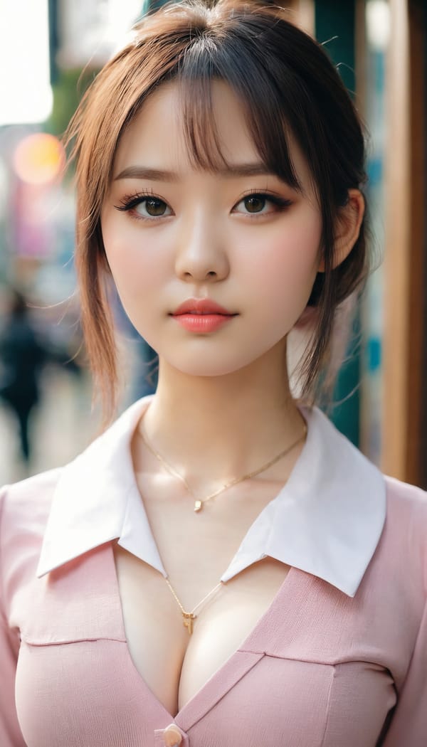 Tags: 21872187, SDXL
{"3": {"inputs": {"seed": 392060183033070, "steps": 32, "cfg": 7.47, "sampler_name": "dpmpp_2m", "scheduler": "karras", "denoise": 1.0, "model": ["27", 0], "positive": ["6", 0], "negative": ["7", 0], "latent_image": ["5", 0]}, "class_type": "KSampler"}, "4": {"inputs": {"ckpt_name": "juggernautxl.safetensors"}, "class_type": "CheckpointLoaderSimple"}, "5": {"inputs": {"width": 768, "height": 1344, "batch_size": 1}, "class_type": "EmptyLatentImage"}, "6": {"inputs": {"text": "26 year old girl, (cute:0.95), (double eyelids:1.10), (beautiful eyes:1.03), (temptress:1.11), (slim:1.11), (pale skin:1.06), (blush:1.11), (seductive pose:1.13), (eyelashes:0.96), (seductive facial expression:1.00), (idol:1.00), (detailed face:1.06), (sexy lips:1.07), (in a seductive pose:1.07), (large perky breasts:1.03), (cleavage:1.00), (thigh gap:1.06), (school uniform:1.03), choker, busy street, (textured skin:1.04), (RAW:1.09), (detailed skin:1.00), (natural looking skin:1.07), (candid cinema:1.03), (soft lighting:1.06), (portra:1.02), (skin fuzz:1.09), (film:1.07)", "clip": ["27", 1]}, "class_type": "CLIPTextEncode"}, "7": {"inputs": {"text": "(bad hands:1.06), (open mouth:1.11), (distorted:1.06), (watermark:1.10), (low resolution:1.07), (worst quality:1.13), (twisted:1.07)", "clip": ["27", 1]}, "class_type": "CLIPTextEncode"}, "8": {"inputs": {"samples": ["3", 0], "vae": ["4", 2]}, "class_type": "VAEDecode"}, "25": {"inputs": {"lora_name": "nudify_xl.safetensors", "strength_model": 0.12, "strength_clip": 0.15, "model": ["4", 0], "clip": ["4", 1]}, "class_type": "LoraLoader"}, "26": {"inputs": {"lora_name": "shirtlift_SDXL_v2.safetensors", "strength_model": 0.0, "strength_clip": 0.19, "model": ["25", 0], "clip": ["25", 1]}, "class_type": "LoraLoader"}, "27": {"inputs": {"lora_name": "PerfectEyesXL.safetensors", "strength_model": 0.15, "strength_clip": 0.16, "model": ["26", 0], "clip": ["26", 1]}, "class_type": "LoraLoader"}, "30": {"inputs": {"model_name": "4x_NMKD-Superscale-SP_178000_G.pth"}, "class_type": "UpscaleModelLoader"}, "31": {"inputs": {"upscale_model": ["30", 0], "image": ["8", 0]}, "class_type": "ImageUpscaleWithModel"}, "32": {"inputs": {"upscale_method": "lanczos", "scale_by": 0.5, "image": ["31", 0]}, "class_type": "ImageScaleBy"}, "33": {"inputs": {"pixels": ["32", 0], "vae": ["4", 2]}, "class_type": "VAEEncode"}, "34": {"inputs": {"seed": 392060183033070, "steps": 32, "cfg": 7.47, "sampler_name": "dpmpp_2m", "scheduler": "karras", "denoise": 0.3, "model": ["27", 0], "positive": ["6", 0], "negative": ["7", 0], "latent_image": ["33", 0]}, "class_type": "KSampler"}, "36": {"inputs": {"samples": ["34", 0], "vae": ["4", 2]}, "class_type": "VAEDecode"}, "39": {"inputs": {"filename_prefix": "comfyapi-1716379904063", "images": ["36", 0]}, "class_type": "SaveImage"}}