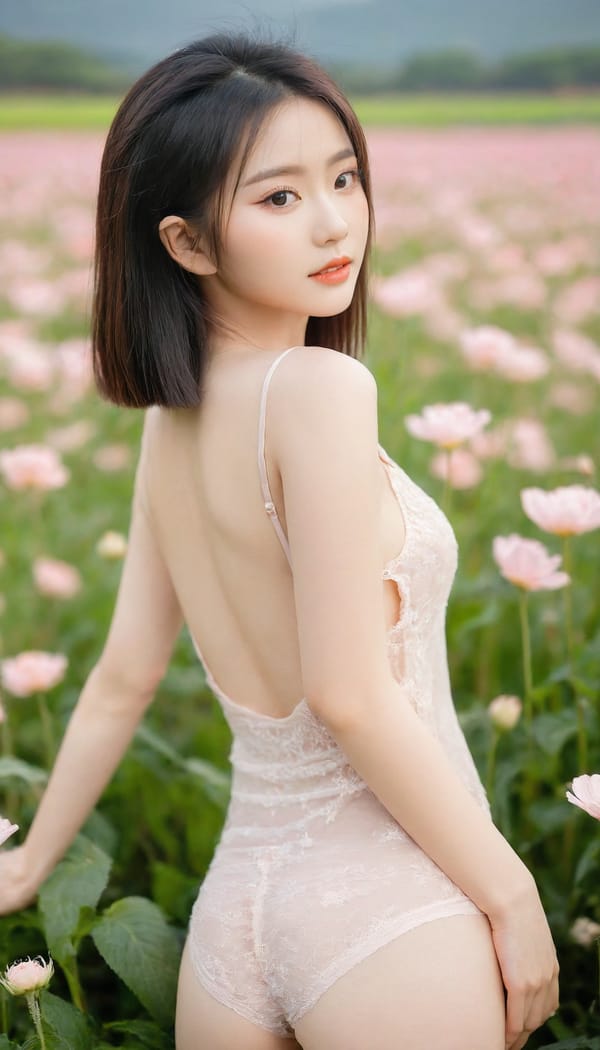 Tags: 21872187, SDXL
{"3": {"inputs": {"seed": 680314753038403, "steps": 32, "cfg": 5.5, "sampler_name": "dpmpp_2m", "scheduler": "karras", "denoise": 1.0, "model": ["27", 0], "positive": ["6", 0], "negative": ["7", 0], "latent_image": ["5", 0]}, "class_type": "KSampler"}, "4": {"inputs": {"ckpt_name": "leosamsHelloworldSDXL_helloworldSDXL32DPO.safetensors"}, "class_type": "CheckpointLoaderSimple"}, "5": {"inputs": {"width": 768, "height": 1344, "batch_size": 1}, "class_type": "EmptyLatentImage"}, "6": {"inputs": {"text": "22 year old girl, (taiwanese:0.96), (detailed face:0.98), (pale skin:0.96), (double eyelids:1.07), (idol:1.03), (slim:1.12), (sexy lips:0.95), (beautiful eyes:1.08), (cute:1.11), (temptress:0.95), (seductive pose:1.13), (seductive facial expression:1.04), (blush:1.11), (eyelashes:1.14), (perky ass:1.04), (exposed ass:1.03), (looking back:1.07), (sexy ass:0.98), (thigh gap:1.06), wearing (translucent clothes:0.95) on a flower field, (candid cinema:1.08), (soft lighting:1.02), (natural looking skin:1.09), (skin fuzz:1.08), (detailed skin:1.04), (portra:1.01), (film:1.06), (RAW:1.01), (textured skin:1.01)", "clip": ["27", 1]}, "class_type": "CLIPTextEncode"}, "7": {"inputs": {"text": "(distorted:1.11), (watermark:1.12), (low resolution:1.13), (twisted:1.06), (open mouth:1.10), (worst quality:1.06), (bad hands:1.14)", "clip": ["27", 1]}, "class_type": "CLIPTextEncode"}, "8": {"inputs": {"samples": ["3", 0], "vae": ["4", 2]}, "class_type": "VAEDecode"}, "25": {"inputs": {"lora_name": "nudify_xl.safetensors", "strength_model": 0.3, "strength_clip": 0.33, "model": ["4", 0], "clip": ["4", 1]}, "class_type": "LoraLoader"}, "26": {"inputs": {"lora_name": "shirtlift_SDXL_v2.safetensors", "strength_model": 0.0, "strength_clip": 0.1, "model": ["25", 0], "clip": ["25", 1]}, "class_type": "LoraLoader"}, "27": {"inputs": {"lora_name": "PerfectEyesXL.safetensors", "strength_model": 0.13, "strength_clip": 0.06, "model": ["26", 0], "clip": ["26", 1]}, "class_type": "LoraLoader"}, "30": {"inputs": {"model_name": "4x_NMKD-Superscale-SP_178000_G.pth"}, "class_type": "UpscaleModelLoader"}, "31": {"inputs": {"upscale_model": ["30", 0], "image": ["8", 0]}, "class_type": "ImageUpscaleWithModel"}, "32": {"inputs": {"upscale_method": "lanczos", "scale_by": 0.5, "image": ["31", 0]}, "class_type": "ImageScaleBy"}, "33": {"inputs": {"pixels": ["32", 0], "vae": ["4", 2]}, "class_type": "VAEEncode"}, "34": {"inputs": {"seed": 680314753038403, "steps": 32, "cfg": 5.5, "sampler_name": "dpmpp_2m", "scheduler": "karras", "denoise": 0.3, "model": ["27", 0], "positive": ["6", 0], "negative": ["7", 0], "latent_image": ["33", 0]}, "class_type": "KSampler"}, "36": {"inputs": {"samples": ["34", 0], "vae": ["4", 2]}, "class_type": "VAEDecode"}, "39": {"inputs": {"filename_prefix": "comfyapi-1708177214100", "images": ["36", 0]}, "class_type": "SaveImage"}}