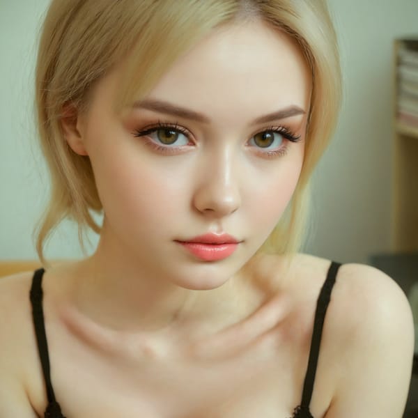 Tags: 21872187, SDXL
{"3": {"inputs": {"seed": 628252008911360, "steps": 32, "cfg": 5.89, "sampler_name": "dpmpp_2m", "scheduler": "karras", "denoise": 1.0, "model": ["27", 0], "positive": ["6", 0], "negative": ["7", 0], "latent_image": ["5", 0]}, "class_type": "KSampler"}, "4": {"inputs": {"ckpt_name": "juggernautxl.safetensors"}, "class_type": "CheckpointLoaderSimple"}, "5": {"inputs": {"width": 1024, "height": 1024, "batch_size": 1}, "class_type": "EmptyLatentImage"}, "6": {"inputs": {"text": "22 year old girl, (ukrainian:1.13), (blush:1.07), (sexy lips:1.10), (cute:0.97), (detailed face:1.12), (eyelashes:0.95), (beautiful eyes:1.01), (idol:0.99), (slim:0.98), (seductive pose:1.08), (pale skin:0.96), (temptress:1.01), (seductive facial expression:0.99), (double eyelids:0.95), (in a seductive pose:1.13), (large perky breasts:0.99), (cleavage:1.05), (thigh gap:0.99), (an office lady:1.03), (detailed skin:1.05), (soft lighting:1.04), (candid cinema:1.04), (film:1.01), (portra:1.05), (skin fuzz:1.08), (textured skin:1.00), (natural looking skin:1.05), (RAW:1.01)", "clip": ["27", 1]}, "class_type": "CLIPTextEncode"}, "7": {"inputs": {"text": "(open mouth:1.08), (watermark:1.12), (twisted:1.08), (worst quality:1.09), (bad hands:1.13), (low resolution:1.05), (distorted:1.07)", "clip": ["27", 1]}, "class_type": "CLIPTextEncode"}, "8": {"inputs": {"samples": ["3", 0], "vae": ["4", 2]}, "class_type": "VAEDecode"}, "25": {"inputs": {"lora_name": "nudify_xl.safetensors", "strength_model": 0.37, "strength_clip": 0.03, "model": ["4", 0], "clip": ["4", 1]}, "class_type": "LoraLoader"}, "26": {"inputs": {"lora_name": "shirtlift_SDXL_v2.safetensors", "strength_model": 0.1, "strength_clip": 0.12, "model": ["25", 0], "clip": ["25", 1]}, "class_type": "LoraLoader"}, "27": {"inputs": {"lora_name": "PerfectEyesXL.safetensors", "strength_model": 0.02, "strength_clip": 0.11, "model": ["26", 0], "clip": ["26", 1]}, "class_type": "LoraLoader"}, "30": {"inputs": {"model_name": "4x_NMKD-Superscale-SP_178000_G.pth"}, "class_type": "UpscaleModelLoader"}, "31": {"inputs": {"upscale_model": ["30", 0], "image": ["8", 0]}, "class_type": "ImageUpscaleWithModel"}, "32": {"inputs": {"upscale_method": "lanczos", "scale_by": 0.5, "image": ["31", 0]}, "class_type": "ImageScaleBy"}, "33": {"inputs": {"pixels": ["32", 0], "vae": ["4", 2]}, "class_type": "VAEEncode"}, "34": {"inputs": {"seed": 628252008911360, "steps": 32, "cfg": 5.89, "sampler_name": "dpmpp_2m", "scheduler": "karras", "denoise": 0.3, "model": ["27", 0], "positive": ["6", 0], "negative": ["7", 0], "latent_image": ["33", 0]}, "class_type": "KSampler"}, "36": {"inputs": {"samples": ["34", 0], "vae": ["4", 2]}, "class_type": "VAEDecode"}, "39": {"inputs": {"filename_prefix": "comfyapi-1732953801916", "images": ["36", 0]}, "class_type": "SaveImage"}}