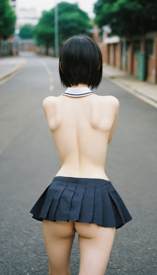 Tags: 21872187, SDXL
{"3": {"inputs": {"seed": 465632232864111, "steps": 32, "cfg": 5.59, "sampler_name": "dpmpp_2m", "scheduler": "karras", "denoise": 1.0, "model": ["27", 0], "positive": ["6", 0], "negative": ["7", 0], "latent_image": ["5", 0]}, "class_type": "KSampler"}, "4": {"inputs": {"ckpt_name": "helloworldxl.safetensors"}, "class_type": "CheckpointLoaderSimple"}, "5": {"inputs": {"width": 768, "height": 1344, "batch_size": 1}, "class_type": "EmptyLatentImage"}, "6": {"inputs": {"text": "23 year old girl, (detailed face:1.01), (pale skin:1.02), (temptress:1.10), (sexy lips:1.06), (idol:1.06), (beautiful eyes:1.04), (slim:1.09), (seductive pose:1.12), (eyelashes:1.03), (blush:1.02), (double eyelids:1.10), (on all fours:0.95), (spreading ass cheeks:1.04), (from behind:0.99), (backboob:1.11), (school uniform:1.05), choker, busy street, (film:1.06), (detailed skin:1.07), (portra:1.08), (skin fuzz:1.01), (soft lighting:1.01), (textured skin:1.05), (candid cinema:1.01), (natural looking skin:1.09), (RAW:1.05)", "clip": ["27", 1]}, "class_type": "CLIPTextEncode"}, "7": {"inputs": {"text": "(low resolution:1.07), (worst quality:1.11), (watermark:1.06), (bad hands:1.10), (distorted:1.06), (twisted:1.05), (open mouth:1.13)", "clip": ["27", 1]}, "class_type": "CLIPTextEncode"}, "8": {"inputs": {"samples": ["3", 0], "vae": ["4", 2]}, "class_type": "VAEDecode"}, "25": {"inputs": {"lora_name": "nudify_xl.safetensors", "strength_model": 0.2, "strength_clip": 0.07, "model": ["4", 0], "clip": ["4", 1]}, "class_type": "LoraLoader"}, "26": {"inputs": {"lora_name": "shirtlift_SDXL_v2.safetensors", "strength_model": 0.09, "strength_clip": 0.18, "model": ["25", 0], "clip": ["25", 1]}, "class_type": "LoraLoader"}, "27": {"inputs": {"lora_name": "PerfectEyesXL.safetensors", "strength_model": 0.04, "strength_clip": 0.1, "model": ["26", 0], "clip": ["26", 1]}, "class_type": "LoraLoader"}, "30": {"inputs": {"model_name": "4x_NMKD-Superscale-SP_178000_G.pth"}, "class_type": "UpscaleModelLoader"}, "31": {"inputs": {"upscale_model": ["30", 0], "image": ["8", 0]}, "class_type": "ImageUpscaleWithModel"}, "32": {"inputs": {"upscale_method": "lanczos", "scale_by": 0.5, "image": ["31", 0]}, "class_type": "ImageScaleBy"}, "33": {"inputs": {"pixels": ["32", 0], "vae": ["4", 2]}, "class_type": "VAEEncode"}, "34": {"inputs": {"seed": 465632232864111, "steps": 32, "cfg": 5.59, "sampler_name": "dpmpp_2m", "scheduler": "karras", "denoise": 0.3, "model": ["27", 0], "positive": ["6", 0], "negative": ["7", 0], "latent_image": ["33", 0]}, "class_type": "KSampler"}, "36": {"inputs": {"samples": ["34", 0], "vae": ["4", 2]}, "class_type": "VAEDecode"}, "39": {"inputs": {"filename_prefix": "comfyapi-1724143836971", "images": ["36", 0]}, "class_type": "SaveImage"}}