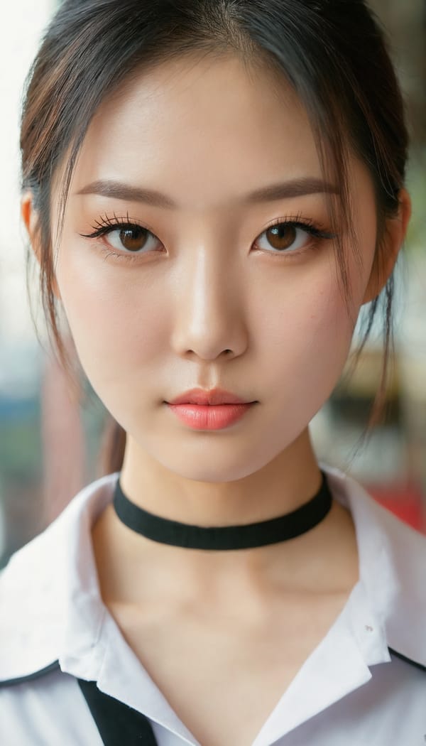 Tags: 21872187, SDXL
{"3": {"inputs": {"seed": 936303584552663, "steps": 32, "cfg": 5.07, "sampler_name": "dpmpp_2m", "scheduler": "karras", "denoise": 1.0, "model": ["27", 0], "positive": ["6", 0], "negative": ["7", 0], "latent_image": ["5", 0]}, "class_type": "KSampler"}, "4": {"inputs": {"ckpt_name": "juggernautxl.safetensors"}, "class_type": "CheckpointLoaderSimple"}, "5": {"inputs": {"width": 768, "height": 1344, "batch_size": 1}, "class_type": "EmptyLatentImage"}, "6": {"inputs": {"text": "28 year old girl, (taiwanese:1.08), (temptress:1.00), (sexy lips:1.12), (pale skin:0.97), (beautiful eyes:1.08), (seductive facial expression:1.08), (seductive pose:0.95), (eyelashes:1.10), (slim:1.03), (double eyelids:1.02), (blush:0.97), (cute:1.07), (idol:0.98), (in a seductive pose:1.04), (large perky breasts:1.01), (cleavage:1.04), (thigh gap:0.95), (school uniform:1.14), choker, busy street, (textured skin:1.01), (film:1.01), (portra:1.00), (natural looking skin:1.04), (skin fuzz:1.03), (candid cinema:1.00), (detailed skin:1.07), (soft lighting:1.08), (RAW:1.06)", "clip": ["27", 1]}, "class_type": "CLIPTextEncode"}, "7": {"inputs": {"text": "(worst quality:1.13), (distorted:1.06), (watermark:1.10), (low resolution:1.14), (twisted:1.06), (open mouth:1.07), (bad hands:1.06)", "clip": ["27", 1]}, "class_type": "CLIPTextEncode"}, "8": {"inputs": {"samples": ["3", 0], "vae": ["4", 2]}, "class_type": "VAEDecode"}, "25": {"inputs": {"lora_name": "nudify_xl.safetensors", "strength_model": 0.29, "strength_clip": 0.11, "model": ["4", 0], "clip": ["4", 1]}, "class_type": "LoraLoader"}, "26": {"inputs": {"lora_name": "shirtlift_SDXL_v2.safetensors", "strength_model": 0.13, "strength_clip": 0.04, "model": ["25", 0], "clip": ["25", 1]}, "class_type": "LoraLoader"}, "27": {"inputs": {"lora_name": "PerfectEyesXL.safetensors", "strength_model": 0.04, "strength_clip": 0.14, "model": ["26", 0], "clip": ["26", 1]}, "class_type": "LoraLoader"}, "30": {"inputs": {"model_name": "4x_NMKD-Superscale-SP_178000_G.pth"}, "class_type": "UpscaleModelLoader"}, "31": {"inputs": {"upscale_model": ["30", 0], "image": ["8", 0]}, "class_type": "ImageUpscaleWithModel"}, "32": {"inputs": {"upscale_method": "lanczos", "scale_by": 0.5, "image": ["31", 0]}, "class_type": "ImageScaleBy"}, "33": {"inputs": {"pixels": ["32", 0], "vae": ["4", 2]}, "class_type": "VAEEncode"}, "34": {"inputs": {"seed": 936303584552663, "steps": 32, "cfg": 5.07, "sampler_name": "dpmpp_2m", "scheduler": "karras", "denoise": 0.3, "model": ["27", 0], "positive": ["6", 0], "negative": ["7", 0], "latent_image": ["33", 0]}, "class_type": "KSampler"}, "36": {"inputs": {"samples": ["34", 0], "vae": ["4", 2]}, "class_type": "VAEDecode"}, "39": {"inputs": {"filename_prefix": "comfyapi-1733864487600", "images": ["36", 0]}, "class_type": "SaveImage"}}