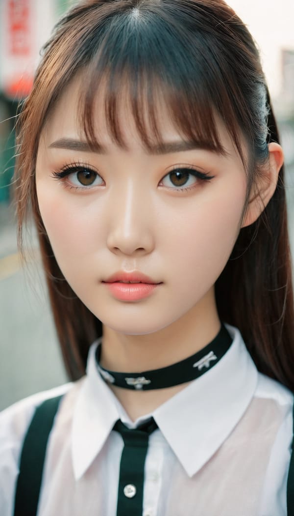 Tags: 21872187, SDXL
{"3": {"inputs": {"seed": 798063290991002, "steps": 64, "cfg": 7.05, "sampler_name": "dpmpp_2m", "scheduler": "karras", "denoise": 1.0, "model": ["27", 0], "positive": ["6", 0], "negative": ["7", 0], "latent_image": ["5", 0]}, "class_type": "KSampler"}, "4": {"inputs": {"ckpt_name": "juggernautxl.safetensors"}, "class_type": "CheckpointLoaderSimple"}, "5": {"inputs": {"width": 768, "height": 1344, "batch_size": 1}, "class_type": "EmptyLatentImage"}, "6": {"inputs": {"text": "20 year old girl, (taiwanese:1.13), (russian:1.06), (irish:0.95), (slim:0.98), (detailed face:1.00), (pale skin:1.04), (eyelashes:0.96), (double eyelids:0.98), (seductive pose:1.10), (cute:0.98), (seductive facial expression:1.13), (beautiful eyes:0.99), (idol:1.02), (blush:1.10), (temptress:1.08), (sexy lips:1.04), (in a seductive pose:1.09), (large perky breasts:1.00), (cleavage:0.95), (thigh gap:1.06), (school uniform:1.06), choker, busy street, (natural looking skin:1.02), (candid cinema:1.08), (portra:1.07), (film:1.03), (soft lighting:1.05), (skin fuzz:1.03), (detailed skin:1.01), (textured skin:1.01), (RAW:1.04)", "clip": ["27", 1]}, "class_type": "CLIPTextEncode"}, "7": {"inputs": {"text": "(distorted:1.05), (low resolution:1.09), (bad hands:1.06), (open mouth:1.05), (twisted:1.07), (watermark:1.11), (worst quality:1.09)", "clip": ["27", 1]}, "class_type": "CLIPTextEncode"}, "8": {"inputs": {"samples": ["3", 0], "vae": ["4", 2]}, "class_type": "VAEDecode"}, "25": {"inputs": {"lora_name": "nudify_xl.safetensors", "strength_model": 0.12, "strength_clip": 0.13, "model": ["4", 0], "clip": ["4", 1]}, "class_type": "LoraLoader"}, "26": {"inputs": {"lora_name": "shirtlift_SDXL_v2.safetensors", "strength_model": 0.05, "strength_clip": 0.07, "model": ["25", 0], "clip": ["25", 1]}, "class_type": "LoraLoader"}, "27": {"inputs": {"lora_name": "PerfectEyesXL.safetensors", "strength_model": 0.06, "strength_clip": 0.11, "model": ["26", 0], "clip": ["26", 1]}, "class_type": "LoraLoader"}, "30": {"inputs": {"model_name": "4x_NMKD-Superscale-SP_178000_G.pth"}, "class_type": "UpscaleModelLoader"}, "31": {"inputs": {"upscale_model": ["30", 0], "image": ["8", 0]}, "class_type": "ImageUpscaleWithModel"}, "32": {"inputs": {"upscale_method": "lanczos", "scale_by": 0.5, "image": ["31", 0]}, "class_type": "ImageScaleBy"}, "33": {"inputs": {"pixels": ["32", 0], "vae": ["4", 2]}, "class_type": "VAEEncode"}, "34": {"inputs": {"seed": 798063290991002, "steps": 64, "cfg": 7.05, "sampler_name": "dpmpp_2m", "scheduler": "karras", "denoise": 0.3, "model": ["27", 0], "positive": ["6", 0], "negative": ["7", 0], "latent_image": ["33", 0]}, "class_type": "KSampler"}, "36": {"inputs": {"samples": ["34", 0], "vae": ["4", 2]}, "class_type": "VAEDecode"}, "39": {"inputs": {"filename_prefix": "comfyapi-1726622876886", "images": ["36", 0]}, "class_type": "SaveImage"}}