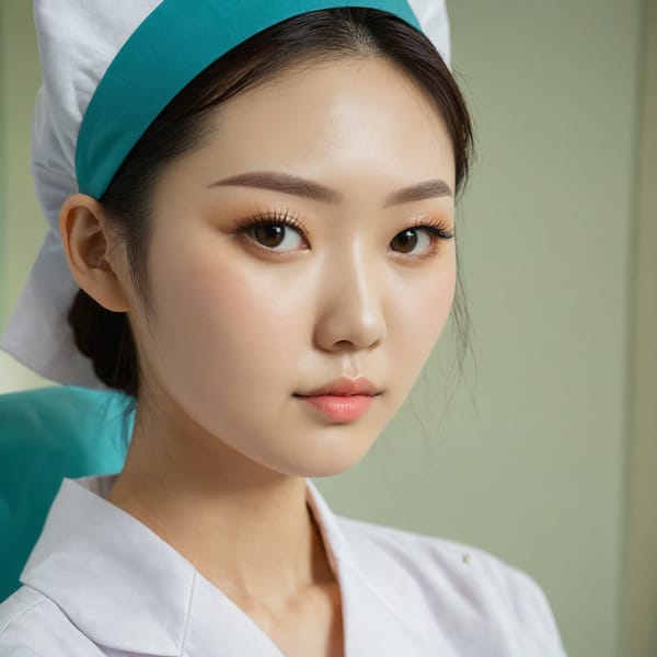 Tags: 21872187, SDXL
{"3": {"inputs": {"seed": 353366169363421, "steps": 32, "cfg": 5.78, "sampler_name": "dpmpp_2m", "scheduler": "karras", "denoise": 1.0, "model": ["27", 0], "positive": ["6", 0], "negative": ["7", 0], "latent_image": ["5", 0]}, "class_type": "KSampler"}, "4": {"inputs": {"ckpt_name": "juggernautxl.safetensors"}, "class_type": "CheckpointLoaderSimple"}, "5": {"inputs": {"width": 1024, "height": 1024, "batch_size": 1}, "class_type": "EmptyLatentImage"}, "6": {"inputs": {"text": "27 year old girl, (russian:1.09), (korean:1.10), (japanese:1.14), (temptress:1.13), (seductive facial expression:1.05), (slim:1.04), (eyelashes:1.04), (detailed face:1.08), (double eyelids:1.10), (blush:1.05), (seductive pose:1.09), (pale skin:0.96), (sexy lips:0.95), (idol:1.08), (in a seductive pose:0.98), (large perky breasts:1.01), (cleavage:1.03), (thigh gap:0.98), (nurse in uniform:1.13) working in a hospital ward, (portra:1.06), (RAW:1.01), (film:1.06), (detailed skin:1.01), (textured skin:1.05), (candid cinema:1.02), (skin fuzz:1.04), (natural looking skin:1.01), (soft lighting:1.03)", "clip": ["27", 1]}, "class_type": "CLIPTextEncode"}, "7": {"inputs": {"text": "(distorted:1.13), (open mouth:1.09), (worst quality:1.05), (low resolution:1.05), (twisted:1.07), (bad hands:1.06), (watermark:1.05)", "clip": ["27", 1]}, "class_type": "CLIPTextEncode"}, "8": {"inputs": {"samples": ["3", 0], "vae": ["4", 2]}, "class_type": "VAEDecode"}, "25": {"inputs": {"lora_name": "nudify_xl.safetensors", "strength_model": 0.34, "strength_clip": 0.04, "model": ["4", 0], "clip": ["4", 1]}, "class_type": "LoraLoader"}, "26": {"inputs": {"lora_name": "shirtlift_SDXL_v2.safetensors", "strength_model": 0.14, "strength_clip": 0.06, "model": ["25", 0], "clip": ["25", 1]}, "class_type": "LoraLoader"}, "27": {"inputs": {"lora_name": "PerfectEyesXL.safetensors", "strength_model": 0.07, "strength_clip": 0.17, "model": ["26", 0], "clip": ["26", 1]}, "class_type": "LoraLoader"}, "30": {"inputs": {"model_name": "4x_NMKD-Superscale-SP_178000_G.pth"}, "class_type": "UpscaleModelLoader"}, "31": {"inputs": {"upscale_model": ["30", 0], "image": ["8", 0]}, "class_type": "ImageUpscaleWithModel"}, "32": {"inputs": {"upscale_method": "lanczos", "scale_by": 0.5, "image": ["31", 0]}, "class_type": "ImageScaleBy"}, "33": {"inputs": {"pixels": ["32", 0], "vae": ["4", 2]}, "class_type": "VAEEncode"}, "34": {"inputs": {"seed": 353366169363421, "steps": 32, "cfg": 5.78, "sampler_name": "dpmpp_2m", "scheduler": "karras", "denoise": 0.3, "model": ["27", 0], "positive": ["6", 0], "negative": ["7", 0], "latent_image": ["33", 0]}, "class_type": "KSampler"}, "36": {"inputs": {"samples": ["34", 0], "vae": ["4", 2]}, "class_type": "VAEDecode"}, "39": {"inputs": {"filename_prefix": "comfyapi-1726576077817", "images": ["36", 0]}, "class_type": "SaveImage"}}