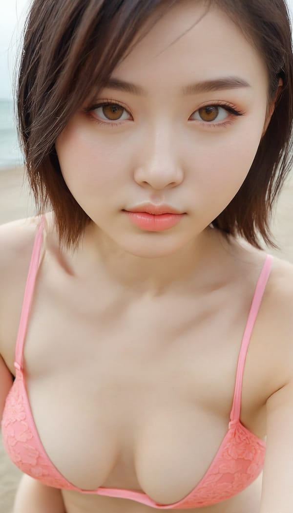 Tags: 21872187, SDXL
{"3": {"inputs": {"seed": 555431650226514, "steps": 32, "cfg": 6.53, "sampler_name": "dpmpp_2m", "scheduler": "karras", "denoise": 1.0, "model": ["27", 0], "positive": ["6", 0], "negative": ["7", 0], "latent_image": ["5", 0]}, "class_type": "KSampler"}, "4": {"inputs": {"ckpt_name": "juggernautxl.safetensors"}, "class_type": "CheckpointLoaderSimple"}, "5": {"inputs": {"width": 768, "height": 1344, "batch_size": 1}, "class_type": "EmptyLatentImage"}, "6": {"inputs": {"text": "19 year old girl, (russian:1.02), (chinese:0.95), (beautiful eyes:1.06), (detailed face:1.12), (temptress:1.02), (cute:1.07), (seductive pose:0.99), (seductive facial expression:1.00), (double eyelids:0.98), (slim:1.03), (pale skin:1.07), (sexy lips:1.05), (idol:1.12), (blush:1.05), (on all fours:1.08), (spreading ass cheeks:0.99), (from behind:1.12), (backboob:0.96), wearing (bikini:1.03) at a beach, (skin fuzz:1.08), (film:1.03), (natural looking skin:1.03), (detailed skin:1.09), (candid cinema:1.04), (RAW:1.08), (portra:1.05), (soft lighting:1.08), (textured skin:1.09)", "clip": ["27", 1]}, "class_type": "CLIPTextEncode"}, "7": {"inputs": {"text": "(twisted:1.05), (worst quality:1.07), (low resolution:1.14), (watermark:1.05), (open mouth:1.11), (distorted:1.09), (bad hands:1.06)", "clip": ["27", 1]}, "class_type": "CLIPTextEncode"}, "8": {"inputs": {"samples": ["3", 0], "vae": ["4", 2]}, "class_type": "VAEDecode"}, "25": {"inputs": {"lora_name": "nudify_xl.safetensors", "strength_model": 0.0, "strength_clip": 0.29, "model": ["4", 0], "clip": ["4", 1]}, "class_type": "LoraLoader"}, "26": {"inputs": {"lora_name": "shirtlift_SDXL_v2.safetensors", "strength_model": 0.06, "strength_clip": 0.13, "model": ["25", 0], "clip": ["25", 1]}, "class_type": "LoraLoader"}, "27": {"inputs": {"lora_name": "PerfectEyesXL.safetensors", "strength_model": 0.05, "strength_clip": 0.03, "model": ["26", 0], "clip": ["26", 1]}, "class_type": "LoraLoader"}, "30": {"inputs": {"model_name": "4x_NMKD-Superscale-SP_178000_G.pth"}, "class_type": "UpscaleModelLoader"}, "31": {"inputs": {"upscale_model": ["30", 0], "image": ["8", 0]}, "class_type": "ImageUpscaleWithModel"}, "32": {"inputs": {"upscale_method": "lanczos", "scale_by": 0.5, "image": ["31", 0]}, "class_type": "ImageScaleBy"}, "33": {"inputs": {"pixels": ["32", 0], "vae": ["4", 2]}, "class_type": "VAEEncode"}, "34": {"inputs": {"seed": 555431650226514, "steps": 32, "cfg": 6.53, "sampler_name": "dpmpp_2m", "scheduler": "karras", "denoise": 0.3, "model": ["27", 0], "positive": ["6", 0], "negative": ["7", 0], "latent_image": ["33", 0]}, "class_type": "KSampler"}, "36": {"inputs": {"samples": ["34", 0], "vae": ["4", 2]}, "class_type": "VAEDecode"}, "39": {"inputs": {"filename_prefix": "comfyapi-1716070855507", "images": ["36", 0]}, "class_type": "SaveImage"}}