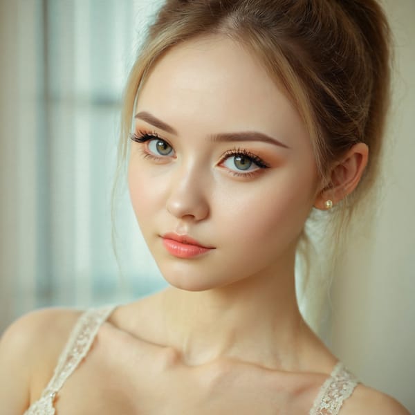 Tags: 21872187, SDXL
{"3": {"inputs": {"seed": 233165438677167, "steps": 32, "cfg": 7.7, "sampler_name": "dpmpp_2m", "scheduler": "karras", "denoise": 1.0, "model": ["27", 0], "positive": ["6", 0], "negative": ["7", 0], "latent_image": ["5", 0]}, "class_type": "KSampler"}, "4": {"inputs": {"ckpt_name": "juggernautxl.safetensors"}, "class_type": "CheckpointLoaderSimple"}, "5": {"inputs": {"width": 1024, "height": 1024, "batch_size": 1}, "class_type": "EmptyLatentImage"}, "6": {"inputs": {"text": "25 year old girl, (ukrainian:1.05), (russian:1.02), (eyelashes:0.98), (slim:1.12), (idol:1.00), (detailed face:1.10), (cute:1.12), (pale skin:1.05), (temptress:1.02), (double eyelids:0.98), (beautiful eyes:1.08), (sexy lips:1.14), (perky ass:1.06), (exposed ass:0.95), (looking back:0.96), (sexy ass:0.97), (thigh gap:1.03), (an office lady:0.98), (soft lighting:1.01), (film:1.08), (detailed skin:1.02), (textured skin:1.03), (skin fuzz:1.08), (natural looking skin:1.09), (candid cinema:1.03), (portra:1.09)", "clip": ["27", 1]}, "class_type": "CLIPTextEncode"}, "7": {"inputs": {"text": "(distorted:1.10), (low resolution:1.13), (worst quality:1.14), (twisted:1.13), (bad hands:1.06), (watermark:1.11), (open mouth:1.06)", "clip": ["27", 1]}, "class_type": "CLIPTextEncode"}, "8": {"inputs": {"samples": ["3", 0], "vae": ["4", 2]}, "class_type": "VAEDecode"}, "25": {"inputs": {"lora_name": "nudify_xl.safetensors", "strength_model": 0.1, "strength_clip": 0.31, "model": ["4", 0], "clip": ["4", 1]}, "class_type": "LoraLoader"}, "26": {"inputs": {"lora_name": "shirtlift_SDXL_v2.safetensors", "strength_model": 0.19, "strength_clip": 0.1, "model": ["25", 0], "clip": ["25", 1]}, "class_type": "LoraLoader"}, "27": {"inputs": {"lora_name": "PerfectEyesXL.safetensors", "strength_model": 0.19, "strength_clip": 0.01, "model": ["26", 0], "clip": ["26", 1]}, "class_type": "LoraLoader"}, "30": {"inputs": {"model_name": "4x_NMKD-Superscale-SP_178000_G.pth"}, "class_type": "UpscaleModelLoader"}, "31": {"inputs": {"upscale_model": ["30", 0], "image": ["8", 0]}, "class_type": "ImageUpscaleWithModel"}, "32": {"inputs": {"upscale_method": "lanczos", "scale_by": 0.5, "image": ["31", 0]}, "class_type": "ImageScaleBy"}, "33": {"inputs": {"pixels": ["32", 0], "vae": ["4", 2]}, "class_type": "VAEEncode"}, "34": {"inputs": {"seed": 233165438677167, "steps": 32, "cfg": 7.7, "sampler_name": "dpmpp_2m", "scheduler": "karras", "denoise": 0.3, "model": ["27", 0], "positive": ["6", 0], "negative": ["7", 0], "latent_image": ["33", 0]}, "class_type": "KSampler"}, "36": {"inputs": {"samples": ["34", 0], "vae": ["4", 2]}, "class_type": "VAEDecode"}, "39": {"inputs": {"filename_prefix": "comfyapi-1733655831259", "images": ["36", 0]}, "class_type": "SaveImage"}}