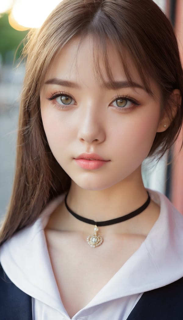 Tags: 21872187, SDXL
{"3": {"inputs": {"seed": 988051593475822, "steps": 32, "cfg": 6.15, "sampler_name": "dpmpp_2m", "scheduler": "karras", "denoise": 1.0, "model": ["27", 0], "positive": ["6", 0], "negative": ["7", 0], "latent_image": ["5", 0]}, "class_type": "KSampler"}, "4": {"inputs": {"ckpt_name": "juggernautxl.safetensors"}, "class_type": "CheckpointLoaderSimple"}, "5": {"inputs": {"width": 768, "height": 1344, "batch_size": 1}, "class_type": "EmptyLatentImage"}, "6": {"inputs": {"text": "26 year old girl, (sexy lips:1.10), (beautiful eyes:1.02), (idol:1.10), (detailed face:0.96), (pale skin:0.95), (blush:0.98), (cute:0.98), (seductive pose:0.98), (temptress:1.03), (double eyelids:0.96), (seductive facial expression:0.97), (slim:0.95), (in a seductive pose:0.99), (large perky breasts:1.03), (cleavage:1.14), (thigh gap:1.03), (school uniform:1.14), choker, busy street, (portra:1.05), (soft lighting:1.03), (detailed skin:1.02), (skin fuzz:1.03), (candid cinema:1.00), (natural looking skin:1.08), (textured skin:1.07), (film:1.05), (RAW:1.02)", "clip": ["27", 1]}, "class_type": "CLIPTextEncode"}, "7": {"inputs": {"text": "(open mouth:1.13), (worst quality:1.05), (bad hands:1.12), (distorted:1.10), (twisted:1.08), (low resolution:1.10), (watermark:1.07)", "clip": ["27", 1]}, "class_type": "CLIPTextEncode"}, "8": {"inputs": {"samples": ["3", 0], "vae": ["4", 2]}, "class_type": "VAEDecode"}, "25": {"inputs": {"lora_name": "nudify_xl.safetensors", "strength_model": 0.1, "strength_clip": 0.25, "model": ["4", 0], "clip": ["4", 1]}, "class_type": "LoraLoader"}, "26": {"inputs": {"lora_name": "shirtlift_SDXL_v2.safetensors", "strength_model": 0.13, "strength_clip": 0.05, "model": ["25", 0], "clip": ["25", 1]}, "class_type": "LoraLoader"}, "27": {"inputs": {"lora_name": "PerfectEyesXL.safetensors", "strength_model": 0.06, "strength_clip": 0.03, "model": ["26", 0], "clip": ["26", 1]}, "class_type": "LoraLoader"}, "30": {"inputs": {"model_name": "4x_NMKD-Superscale-SP_178000_G.pth"}, "class_type": "UpscaleModelLoader"}, "31": {"inputs": {"upscale_model": ["30", 0], "image": ["8", 0]}, "class_type": "ImageUpscaleWithModel"}, "32": {"inputs": {"upscale_method": "lanczos", "scale_by": 0.5, "image": ["31", 0]}, "class_type": "ImageScaleBy"}, "33": {"inputs": {"pixels": ["32", 0], "vae": ["4", 2]}, "class_type": "VAEEncode"}, "34": {"inputs": {"seed": 988051593475822, "steps": 32, "cfg": 6.15, "sampler_name": "dpmpp_2m", "scheduler": "karras", "denoise": 0.3, "model": ["27", 0], "positive": ["6", 0], "negative": ["7", 0], "latent_image": ["33", 0]}, "class_type": "KSampler"}, "36": {"inputs": {"samples": ["34", 0], "vae": ["4", 2]}, "class_type": "VAEDecode"}, "39": {"inputs": {"filename_prefix": "comfyapi-1723792655273", "images": ["36", 0]}, "class_type": "SaveImage"}}