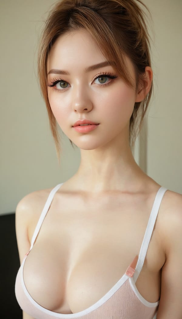 Tags: 21872187, SDXL
{"3": {"inputs": {"seed": 297634470816476, "steps": 64, "cfg": 5.93, "sampler_name": "dpmpp_2m", "scheduler": "karras", "denoise": 1.0, "model": ["27", 0], "positive": ["6", 0], "negative": ["7", 0], "latent_image": ["5", 0]}, "class_type": "KSampler"}, "4": {"inputs": {"ckpt_name": "juggernautxl.safetensors"}, "class_type": "CheckpointLoaderSimple"}, "5": {"inputs": {"width": 768, "height": 1344, "batch_size": 1}, "class_type": "EmptyLatentImage"}, "6": {"inputs": {"text": "24 year old girl, (sexy lips:0.99), (seductive facial expression:1.03), (pale skin:1.03), (seductive pose:1.02), (eyelashes:1.09), (detailed face:0.96), (cute:0.95), (blush:1.11), (double eyelids:1.11), (beautiful eyes:1.13), (temptress:1.07), (slim:1.04), (idol:1.02), (in a seductive pose:1.11), (large perky breasts:1.08), (cleavage:1.02), (thigh gap:1.02), (white tanktop:0.99), busy street, (textured skin:1.06), (film:1.02), (skin fuzz:1.07), (portra:1.01), (detailed skin:1.00), (RAW:1.04), (soft lighting:1.01), (candid cinema:1.06), (natural looking skin:1.01)", "clip": ["27", 1]}, "class_type": "CLIPTextEncode"}, "7": {"inputs": {"text": "(low resolution:1.07), (worst quality:1.08), (open mouth:1.05), (distorted:1.11), (watermark:1.07), (twisted:1.13), (bad hands:1.10)", "clip": ["27", 1]}, "class_type": "CLIPTextEncode"}, "8": {"inputs": {"samples": ["3", 0], "vae": ["4", 2]}, "class_type": "VAEDecode"}, "25": {"inputs": {"lora_name": "nudify_xl.safetensors", "strength_model": 0.15, "strength_clip": 0.31, "model": ["4", 0], "clip": ["4", 1]}, "class_type": "LoraLoader"}, "26": {"inputs": {"lora_name": "shirtlift_SDXL_v2.safetensors", "strength_model": 0.06, "strength_clip": 0.19, "model": ["25", 0], "clip": ["25", 1]}, "class_type": "LoraLoader"}, "27": {"inputs": {"lora_name": "PerfectEyesXL.safetensors", "strength_model": 0.0, "strength_clip": 0.02, "model": ["26", 0], "clip": ["26", 1]}, "class_type": "LoraLoader"}, "30": {"inputs": {"model_name": "4x_NMKD-Superscale-SP_178000_G.pth"}, "class_type": "UpscaleModelLoader"}, "31": {"inputs": {"upscale_model": ["30", 0], "image": ["8", 0]}, "class_type": "ImageUpscaleWithModel"}, "32": {"inputs": {"upscale_method": "lanczos", "scale_by": 0.5, "image": ["31", 0]}, "class_type": "ImageScaleBy"}, "33": {"inputs": {"pixels": ["32", 0], "vae": ["4", 2]}, "class_type": "VAEEncode"}, "34": {"inputs": {"seed": 297634470816476, "steps": 64, "cfg": 5.93, "sampler_name": "dpmpp_2m", "scheduler": "karras", "denoise": 0.3, "model": ["27", 0], "positive": ["6", 0], "negative": ["7", 0], "latent_image": ["33", 0]}, "class_type": "KSampler"}, "36": {"inputs": {"samples": ["34", 0], "vae": ["4", 2]}, "class_type": "VAEDecode"}, "39": {"inputs": {"filename_prefix": "comfyapi-1731045693799", "images": ["36", 0]}, "class_type": "SaveImage"}}