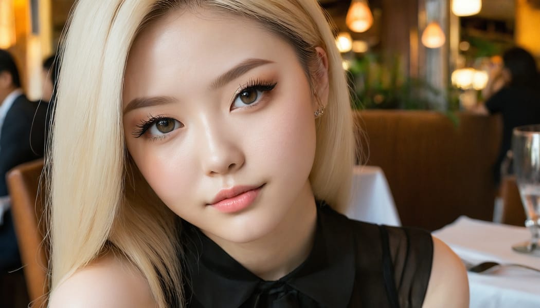 Tags: 21872187, SDXL
{"3": {"inputs": {"seed": 269027393752539, "steps": 32, "cfg": 5.69, "sampler_name": "dpmpp_2m", "scheduler": "karras", "denoise": 1.0, "model": ["27", 0], "positive": ["6", 0], "negative": ["7", 0], "latent_image": ["5", 0]}, "class_type": "KSampler"}, "4": {"inputs": {"ckpt_name": "juggernautxl.safetensors"}, "class_type": "CheckpointLoaderSimple"}, "5": {"inputs": {"width": 1344, "height": 768, "batch_size": 1}, "class_type": "EmptyLatentImage"}, "6": {"inputs": {"text": "21 year old girl, (japanese:0.97), (russian:0.96), (beautiful eyes:1.14), (double eyelids:0.97), (temptress:1.05), (cute:0.96), (seductive facial expression:1.07), (sexy lips:1.02), (pale skin:1.07), (slim:1.04), (blush:1.00), (detailed face:1.13), (idol:1.02), (seductive pose:1.09), (eyelashes:1.02), (perky ass:1.02), (exposed ass:1.12), (looking back:1.01), (sexy ass:1.14), (thigh gap:0.98), (wearing a little black dress:1.08) at a fine dining restaurant, (portra:1.05), (film:1.09), (textured skin:1.03), (candid cinema:1.01), (RAW:1.02), (skin fuzz:1.06), (natural looking skin:1.09), (soft lighting:1.09), (detailed skin:1.07)", "clip": ["27", 1]}, "class_type": "CLIPTextEncode"}, "7": {"inputs": {"text": "(open mouth:1.07), (worst quality:1.11), (watermark:1.13), (distorted:1.13), (low resolution:1.05), (twisted:1.05), (bad hands:1.12)", "clip": ["27", 1]}, "class_type": "CLIPTextEncode"}, "8": {"inputs": {"samples": ["3", 0], "vae": ["4", 2]}, "class_type": "VAEDecode"}, "25": {"inputs": {"lora_name": "nudify_xl.safetensors", "strength_model": 0.31, "strength_clip": 0.02, "model": ["4", 0], "clip": ["4", 1]}, "class_type": "LoraLoader"}, "26": {"inputs": {"lora_name": "shirtlift_SDXL_v2.safetensors", "strength_model": 0.11, "strength_clip": 0.16, "model": ["25", 0], "clip": ["25", 1]}, "class_type": "LoraLoader"}, "27": {"inputs": {"lora_name": "PerfectEyesXL.safetensors", "strength_model": 0.02, "strength_clip": 0.16, "model": ["26", 0], "clip": ["26", 1]}, "class_type": "LoraLoader"}, "30": {"inputs": {"model_name": "4x_NMKD-Superscale-SP_178000_G.pth"}, "class_type": "UpscaleModelLoader"}, "31": {"inputs": {"upscale_model": ["30", 0], "image": ["8", 0]}, "class_type": "ImageUpscaleWithModel"}, "32": {"inputs": {"upscale_method": "lanczos", "scale_by": 0.5, "image": ["31", 0]}, "class_type": "ImageScaleBy"}, "33": {"inputs": {"pixels": ["32", 0], "vae": ["4", 2]}, "class_type": "VAEEncode"}, "34": {"inputs": {"seed": 269027393752539, "steps": 32, "cfg": 5.69, "sampler_name": "dpmpp_2m", "scheduler": "karras", "denoise": 0.3, "model": ["27", 0], "positive": ["6", 0], "negative": ["7", 0], "latent_image": ["33", 0]}, "class_type": "KSampler"}, "36": {"inputs": {"samples": ["34", 0], "vae": ["4", 2]}, "class_type": "VAEDecode"}, "39": {"inputs": {"filename_prefix": "comfyapi-1717417356533", "images": ["36", 0]}, "class_type": "SaveImage"}}