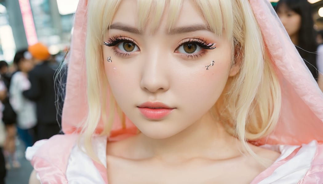 Tags: 21872187, SDXL
{"3": {"inputs": {"seed": 959178378302905, "steps": 32, "cfg": 5.58, "sampler_name": "dpmpp_2m", "scheduler": "karras", "denoise": 1.0, "model": ["27", 0], "positive": ["6", 0], "negative": ["7", 0], "latent_image": ["5", 0]}, "class_type": "KSampler"}, "4": {"inputs": {"ckpt_name": "juggernautxl.safetensors"}, "class_type": "CheckpointLoaderSimple"}, "5": {"inputs": {"width": 1344, "height": 768, "batch_size": 1}, "class_type": "EmptyLatentImage"}, "6": {"inputs": {"text": "25 year old girl, (sexy lips:1.12), (beautiful eyes:0.98), (slim:1.09), (cute:1.08), (blush:1.00), (eyelashes:0.95), (temptress:0.97), (seductive facial expression:1.00), (seductive pose:1.07), (pale skin:1.12), (detailed face:1.12), (double eyelids:1.14), (idol:1.05), (in a seductive pose:1.10), (large perky breasts:1.09), (cleavage:1.10), (thigh gap:1.08), (in a cosplay:0.97) at comiket posing for camera, (RAW:1.06), (candid cinema:1.08), (detailed skin:1.05), (natural looking skin:1.07), (film:1.07), (soft lighting:1.09), (skin fuzz:1.05), (portra:1.07), (textured skin:1.01)", "clip": ["27", 1]}, "class_type": "CLIPTextEncode"}, "7": {"inputs": {"text": "(bad hands:1.09), (open mouth:1.09), (distorted:1.14), (low resolution:1.12), (twisted:1.11), (watermark:1.07), (worst quality:1.13)", "clip": ["27", 1]}, "class_type": "CLIPTextEncode"}, "8": {"inputs": {"samples": ["3", 0], "vae": ["4", 2]}, "class_type": "VAEDecode"}, "25": {"inputs": {"lora_name": "nudify_xl.safetensors", "strength_model": 0.38, "strength_clip": 0.29, "model": ["4", 0], "clip": ["4", 1]}, "class_type": "LoraLoader"}, "26": {"inputs": {"lora_name": "shirtlift_SDXL_v2.safetensors", "strength_model": 0.19, "strength_clip": 0.04, "model": ["25", 0], "clip": ["25", 1]}, "class_type": "LoraLoader"}, "27": {"inputs": {"lora_name": "PerfectEyesXL.safetensors", "strength_model": 0.17, "strength_clip": 0.14, "model": ["26", 0], "clip": ["26", 1]}, "class_type": "LoraLoader"}, "30": {"inputs": {"model_name": "4x_NMKD-Superscale-SP_178000_G.pth"}, "class_type": "UpscaleModelLoader"}, "31": {"inputs": {"upscale_model": ["30", 0], "image": ["8", 0]}, "class_type": "ImageUpscaleWithModel"}, "32": {"inputs": {"upscale_method": "lanczos", "scale_by": 0.5, "image": ["31", 0]}, "class_type": "ImageScaleBy"}, "33": {"inputs": {"pixels": ["32", 0], "vae": ["4", 2]}, "class_type": "VAEEncode"}, "34": {"inputs": {"seed": 959178378302905, "steps": 32, "cfg": 5.58, "sampler_name": "dpmpp_2m", "scheduler": "karras", "denoise": 0.3, "model": ["27", 0], "positive": ["6", 0], "negative": ["7", 0], "latent_image": ["33", 0]}, "class_type": "KSampler"}, "36": {"inputs": {"samples": ["34", 0], "vae": ["4", 2]}, "class_type": "VAEDecode"}, "39": {"inputs": {"filename_prefix": "comfyapi-1734098426956", "images": ["36", 0]}, "class_type": "SaveImage"}}