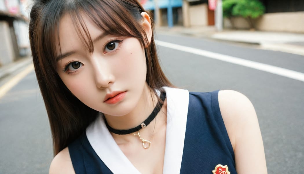 Tags: 21872187, SDXL
{"3": {"inputs": {"seed": 774544962142137, "steps": 64, "cfg": 7.94, "sampler_name": "dpmpp_2m", "scheduler": "karras", "denoise": 1.0, "model": ["27", 0], "positive": ["6", 0], "negative": ["7", 0], "latent_image": ["5", 0]}, "class_type": "KSampler"}, "4": {"inputs": {"ckpt_name": "leosamsHelloworldSDXL_helloworldSDXL32DPO.safetensors"}, "class_type": "CheckpointLoaderSimple"}, "5": {"inputs": {"width": 1344, "height": 768, "batch_size": 1}, "class_type": "EmptyLatentImage"}, "6": {"inputs": {"text": "28 year old girl, (japanese:1.06), (chinese:1.14), (eyelashes:1.11), (seductive facial expression:1.08), (seductive pose:1.03), (cute:0.95), (slim:0.97), (temptress:1.10), (detailed face:1.05), (blush:1.02), (pale skin:1.03), (double eyelids:1.06), (beautiful eyes:0.99), (idol:1.01), (in a seductive pose:1.04), (large perky breasts:0.96), (cleavage:1.00), (thigh gap:0.95), (school uniform:0.97), choker, busy street, (textured skin:1.06), (skin fuzz:1.07), (RAW:1.08), (film:1.03), (portra:1.09), (natural looking skin:1.01), (detailed skin:1.01), (soft lighting:1.05), (candid cinema:1.01)", "clip": ["27", 1]}, "class_type": "CLIPTextEncode"}, "7": {"inputs": {"text": "(low resolution:1.11), (watermark:1.07), (worst quality:1.11), (open mouth:1.05), (distorted:1.10), (twisted:1.06), (bad hands:1.14)", "clip": ["27", 1]}, "class_type": "CLIPTextEncode"}, "8": {"inputs": {"samples": ["3", 0], "vae": ["4", 2]}, "class_type": "VAEDecode"}, "25": {"inputs": {"lora_name": "nudify_xl.safetensors", "strength_model": 0.1, "strength_clip": 0.0, "model": ["4", 0], "clip": ["4", 1]}, "class_type": "LoraLoader"}, "26": {"inputs": {"lora_name": "shirtlift_SDXL_v2.safetensors", "strength_model": 0.1, "strength_clip": 0.17, "model": ["25", 0], "clip": ["25", 1]}, "class_type": "LoraLoader"}, "27": {"inputs": {"lora_name": "PerfectEyesXL.safetensors", "strength_model": 0.19, "strength_clip": 0.06, "model": ["26", 0], "clip": ["26", 1]}, "class_type": "LoraLoader"}, "30": {"inputs": {"model_name": "4x_NMKD-Superscale-SP_178000_G.pth"}, "class_type": "UpscaleModelLoader"}, "31": {"inputs": {"upscale_model": ["30", 0], "image": ["8", 0]}, "class_type": "ImageUpscaleWithModel"}, "32": {"inputs": {"upscale_method": "lanczos", "scale_by": 0.5, "image": ["31", 0]}, "class_type": "ImageScaleBy"}, "33": {"inputs": {"pixels": ["32", 0], "vae": ["4", 2]}, "class_type": "VAEEncode"}, "34": {"inputs": {"seed": 774544962142137, "steps": 64, "cfg": 7.94, "sampler_name": "dpmpp_2m", "scheduler": "karras", "denoise": 0.3, "model": ["27", 0], "positive": ["6", 0], "negative": ["7", 0], "latent_image": ["33", 0]}, "class_type": "KSampler"}, "36": {"inputs": {"samples": ["34", 0], "vae": ["4", 2]}, "class_type": "VAEDecode"}, "39": {"inputs": {"filename_prefix": "comfyapi-1707922551277", "images": ["36", 0]}, "class_type": "SaveImage"}}