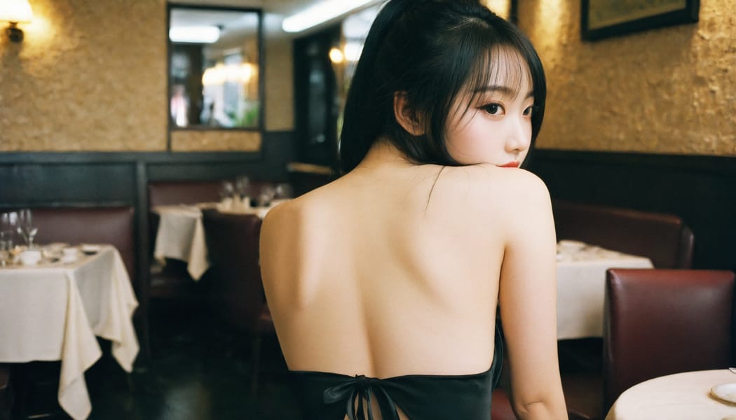 Tags: 21872187, SDXL
{"3": {"inputs": {"seed": 603828780649031, "steps": 32, "cfg": 5.86, "sampler_name": "dpmpp_2m", "scheduler": "karras", "denoise": 1.0, "model": ["27", 0], "positive": ["6", 0], "negative": ["7", 0], "latent_image": ["5", 0]}, "class_type": "KSampler"}, "4": {"inputs": {"ckpt_name": "helloworldxl.safetensors"}, "class_type": "CheckpointLoaderSimple"}, "5": {"inputs": {"width": 1344, "height": 768, "batch_size": 1}, "class_type": "EmptyLatentImage"}, "6": {"inputs": {"text": "25 year old girl, (chinese:1.12), (slim:1.06), (beautiful eyes:1.01), (detailed face:1.14), (seductive facial expression:1.04), (seductive pose:1.07), (temptress:1.14), (blush:1.12), (idol:1.07), (pale skin:0.97), (double eyelids:1.08), (on all fours:1.04), (spreading ass cheeks:1.07), (from behind:0.95), (backboob:1.10), (wearing a little black dress:0.95) at a fine dining restaurant, (soft lighting:1.04), (candid cinema:1.05), (film:1.00), (portra:1.00), (detailed skin:1.08), (natural looking skin:1.02), (RAW:1.00), (skin fuzz:1.02), (textured skin:1.08)", "clip": ["27", 1]}, "class_type": "CLIPTextEncode"}, "7": {"inputs": {"text": "(bad hands:1.05), (open mouth:1.14), (distorted:1.08), (worst quality:1.12), (twisted:1.09), (low resolution:1.09)", "clip": ["27", 1]}, "class_type": "CLIPTextEncode"}, "8": {"inputs": {"samples": ["3", 0], "vae": ["4", 2]}, "class_type": "VAEDecode"}, "25": {"inputs": {"lora_name": "nudify_xl.safetensors", "strength_model": 0.3, "strength_clip": 0.23, "model": ["4", 0], "clip": ["4", 1]}, "class_type": "LoraLoader"}, "26": {"inputs": {"lora_name": "shirtlift_SDXL_v2.safetensors", "strength_model": 0.01, "strength_clip": 0.11, "model": ["25", 0], "clip": ["25", 1]}, "class_type": "LoraLoader"}, "27": {"inputs": {"lora_name": "PerfectEyesXL.safetensors", "strength_model": 0.05, "strength_clip": 0.16, "model": ["26", 0], "clip": ["26", 1]}, "class_type": "LoraLoader"}, "30": {"inputs": {"model_name": "4x_NMKD-Superscale-SP_178000_G.pth"}, "class_type": "UpscaleModelLoader"}, "31": {"inputs": {"upscale_model": ["30", 0], "image": ["8", 0]}, "class_type": "ImageUpscaleWithModel"}, "32": {"inputs": {"upscale_method": "lanczos", "scale_by": 0.5, "image": ["31", 0]}, "class_type": "ImageScaleBy"}, "33": {"inputs": {"pixels": ["32", 0], "vae": ["4", 2]}, "class_type": "VAEEncode"}, "34": {"inputs": {"seed": 603828780649031, "steps": 32, "cfg": 5.86, "sampler_name": "dpmpp_2m", "scheduler": "karras", "denoise": 0.3, "model": ["27", 0], "positive": ["6", 0], "negative": ["7", 0], "latent_image": ["33", 0]}, "class_type": "KSampler"}, "36": {"inputs": {"samples": ["34", 0], "vae": ["4", 2]}, "class_type": "VAEDecode"}, "39": {"inputs": {"filename_prefix": "comfyapi-1713944948610", "images": ["36", 0]}, "class_type": "SaveImage"}}