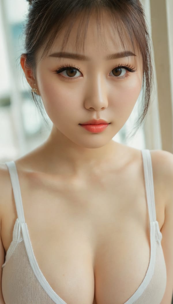 Tags: 21872187, SDXL
{"3": {"inputs": {"seed": 798492094167663, "steps": 32, "cfg": 5.42, "sampler_name": "dpmpp_2m", "scheduler": "karras", "denoise": 1.0, "model": ["27", 0], "positive": ["6", 0], "negative": ["7", 0], "latent_image": ["5", 0]}, "class_type": "KSampler"}, "4": {"inputs": {"ckpt_name": "juggernautxl.safetensors"}, "class_type": "CheckpointLoaderSimple"}, "5": {"inputs": {"width": 768, "height": 1344, "batch_size": 1}, "class_type": "EmptyLatentImage"}, "6": {"inputs": {"text": "28 year old girl, (irish:0.96), (chinese:1.06), (eyelashes:1.12), (detailed face:0.95), (pale skin:1.04), (seductive pose:1.05), (beautiful eyes:0.97), (double eyelids:1.09), (seductive facial expression:1.13), (cute:1.00), (idol:1.02), (slim:0.97), (temptress:0.97), (sexy lips:1.05), (in a seductive pose:1.14), (large perky breasts:1.10), (cleavage:0.99), (thigh gap:0.99), (white tanktop:1.00), busy street, (film:1.08), (soft lighting:1.00), (skin fuzz:1.04), (RAW:1.01), (textured skin:1.04), (detailed skin:1.05), (natural looking skin:1.01), (candid cinema:1.05), (portra:1.00)", "clip": ["27", 1]}, "class_type": "CLIPTextEncode"}, "7": {"inputs": {"text": "(distorted:1.10), (open mouth:1.05), (watermark:1.14), (bad hands:1.13), (low resolution:1.13), (worst quality:1.10), (twisted:1.05)", "clip": ["27", 1]}, "class_type": "CLIPTextEncode"}, "8": {"inputs": {"samples": ["3", 0], "vae": ["4", 2]}, "class_type": "VAEDecode"}, "25": {"inputs": {"lora_name": "nudify_xl.safetensors", "strength_model": 0.15, "strength_clip": 0.38, "model": ["4", 0], "clip": ["4", 1]}, "class_type": "LoraLoader"}, "26": {"inputs": {"lora_name": "shirtlift_SDXL_v2.safetensors", "strength_model": 0.0, "strength_clip": 0.03, "model": ["25", 0], "clip": ["25", 1]}, "class_type": "LoraLoader"}, "27": {"inputs": {"lora_name": "PerfectEyesXL.safetensors", "strength_model": 0.15, "strength_clip": 0.12, "model": ["26", 0], "clip": ["26", 1]}, "class_type": "LoraLoader"}, "30": {"inputs": {"model_name": "4x_NMKD-Superscale-SP_178000_G.pth"}, "class_type": "UpscaleModelLoader"}, "31": {"inputs": {"upscale_model": ["30", 0], "image": ["8", 0]}, "class_type": "ImageUpscaleWithModel"}, "32": {"inputs": {"upscale_method": "lanczos", "scale_by": 0.5, "image": ["31", 0]}, "class_type": "ImageScaleBy"}, "33": {"inputs": {"pixels": ["32", 0], "vae": ["4", 2]}, "class_type": "VAEEncode"}, "34": {"inputs": {"seed": 798492094167663, "steps": 32, "cfg": 5.42, "sampler_name": "dpmpp_2m", "scheduler": "karras", "denoise": 0.3, "model": ["27", 0], "positive": ["6", 0], "negative": ["7", 0], "latent_image": ["33", 0]}, "class_type": "KSampler"}, "36": {"inputs": {"samples": ["34", 0], "vae": ["4", 2]}, "class_type": "VAEDecode"}, "39": {"inputs": {"filename_prefix": "comfyapi-1735305228274", "images": ["36", 0]}, "class_type": "SaveImage"}}