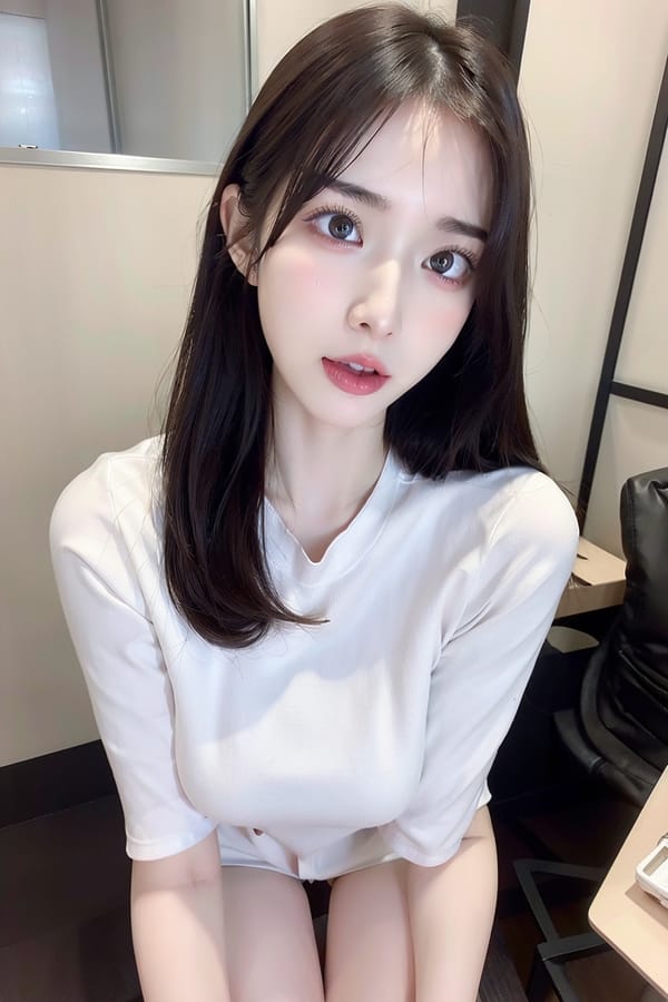 Tags: 21872187
<lora:mix4:0.40>, <lora:JapaneseDollLikeness_v15:0.50>, <lora:taiwanDollLikeness_v20:0.57>, (ukrainian:0.90), (office wear:1.17), office, <lora:ahegao-x-v4:0.52>, ahegao face, pleasure, extremely detailed eyes, cute, (photorealistic:1.09), sexy lips, seductive smile, double eyelids, eyelashes, pale skin, best quality, sharp, hyper realistic, tall, (long slim legs:0.97), (thigh gap:1.14), delicate and beautiful girl, (stunningly attractive:1.19)
Negative prompt: paintings, fat, (normal quality:2.15), (worst quality:2.08)
Steps: 48, Sampler: DPM++ 2M Karras, CFG scale: 6.62, Seed: 292665199, Size: 512x768, Model hash: fc2511737a, Model: chilloutmix_NiPrunedFp32Fix, Seed resize from: -1x-1, Denoising strength: 0.45, Version: v1.2.1, Hires upscale: 2.0, Hires steps: 32, Hires upscaler: ESRGAN_4x