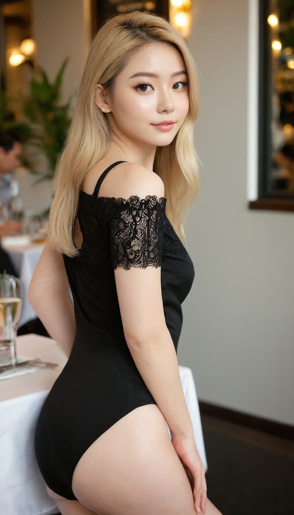 Tags: 21872187, SDXL
{"3": {"inputs": {"seed": 715718470690496, "steps": 32, "cfg": 5.05, "sampler_name": "dpmpp_2m", "scheduler": "karras", "denoise": 1.0, "model": ["27", 0], "positive": ["6", 0], "negative": ["7", 0], "latent_image": ["5", 0]}, "class_type": "KSampler"}, "4": {"inputs": {"ckpt_name": "juggernautxl.safetensors"}, "class_type": "CheckpointLoaderSimple"}, "5": {"inputs": {"width": 768, "height": 1344, "batch_size": 1}, "class_type": "EmptyLatentImage"}, "6": {"inputs": {"text": "28 year old girl, (slim:1.13), (cute:1.13), (seductive pose:1.04), (double eyelids:1.07), (eyelashes:1.07), (temptress:0.95), (seductive facial expression:0.96), (detailed face:1.02), (blush:1.02), (beautiful eyes:1.11), (pale skin:0.98), (sexy lips:1.01), (perky ass:1.00), (exposed ass:1.02), (looking back:0.97), (sexy ass:1.03), (thigh gap:1.00), (wearing a little black dress:0.97) at a fine dining restaurant, (candid cinema:1.09), (skin fuzz:1.00), (portra:1.03), (detailed skin:1.01), (natural looking skin:1.07), (film:1.09), (RAW:1.00), (textured skin:1.09)", "clip": ["27", 1]}, "class_type": "CLIPTextEncode"}, "7": {"inputs": {"text": "(twisted:1.05), (low resolution:1.05), (open mouth:1.08), (distorted:1.09), (worst quality:1.07), (bad hands:1.10)", "clip": ["27", 1]}, "class_type": "CLIPTextEncode"}, "8": {"inputs": {"samples": ["3", 0], "vae": ["4", 2]}, "class_type": "VAEDecode"}, "25": {"inputs": {"lora_name": "nudify_xl.safetensors", "strength_model": 0.21, "strength_clip": 0.18, "model": ["4", 0], "clip": ["4", 1]}, "class_type": "LoraLoader"}, "26": {"inputs": {"lora_name": "shirtlift_SDXL_v2.safetensors", "strength_model": 0.16, "strength_clip": 0.1, "model": ["25", 0], "clip": ["25", 1]}, "class_type": "LoraLoader"}, "27": {"inputs": {"lora_name": "PerfectEyesXL.safetensors", "strength_model": 0.05, "strength_clip": 0.04, "model": ["26", 0], "clip": ["26", 1]}, "class_type": "LoraLoader"}, "30": {"inputs": {"model_name": "4x_NMKD-Superscale-SP_178000_G.pth"}, "class_type": "UpscaleModelLoader"}, "31": {"inputs": {"upscale_model": ["30", 0], "image": ["8", 0]}, "class_type": "ImageUpscaleWithModel"}, "32": {"inputs": {"upscale_method": "lanczos", "scale_by": 0.5, "image": ["31", 0]}, "class_type": "ImageScaleBy"}, "33": {"inputs": {"pixels": ["32", 0], "vae": ["4", 2]}, "class_type": "VAEEncode"}, "34": {"inputs": {"seed": 715718470690496, "steps": 32, "cfg": 5.05, "sampler_name": "dpmpp_2m", "scheduler": "karras", "denoise": 0.3, "model": ["27", 0], "positive": ["6", 0], "negative": ["7", 0], "latent_image": ["33", 0]}, "class_type": "KSampler"}, "36": {"inputs": {"samples": ["34", 0], "vae": ["4", 2]}, "class_type": "VAEDecode"}, "39": {"inputs": {"filename_prefix": "comfyapi-1731063825207", "images": ["36", 0]}, "class_type": "SaveImage"}}