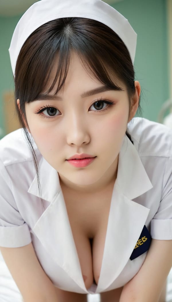 Tags: 21872187, SDXL
{"3": {"inputs": {"seed": 299313716254065, "steps": 32, "cfg": 6.77, "sampler_name": "dpmpp_2m", "scheduler": "karras", "denoise": 1.0, "model": ["27", 0], "positive": ["6", 0], "negative": ["7", 0], "latent_image": ["5", 0]}, "class_type": "KSampler"}, "4": {"inputs": {"ckpt_name": "juggernautXL_v8Rundiffusion.safetensors"}, "class_type": "CheckpointLoaderSimple"}, "5": {"inputs": {"width": 768, "height": 1344, "batch_size": 1}, "class_type": "EmptyLatentImage"}, "6": {"inputs": {"text": "20 year old girl, (korean:1.09), (ukrainian:1.09), (slim:1.03), (detailed face:0.99), (seductive pose:1.07), (seductive facial expression:1.06), (pale skin:1.07), (eyelashes:1.00), (temptress:1.07), (blush:0.96), (idol:0.96), (sexy lips:1.13), (beautiful eyes:1.03), (double eyelids:1.03), (on all fours:0.99), (spreading ass cheeks:1.09), (from behind:1.07), (backboob:0.98), (nurse in uniform:1.05) working in a hospital ward, (detailed skin:1.00), (RAW:1.08), (candid cinema:1.00), (skin fuzz:1.09), (textured skin:1.06), (soft lighting:1.05), (film:1.02), (natural looking skin:1.02), (portra:1.02)", "clip": ["27", 1]}, "class_type": "CLIPTextEncode"}, "7": {"inputs": {"text": "(bad hands:1.08), (low resolution:1.10), (worst quality:1.05), (open mouth:1.06), (distorted:1.10), (watermark:1.07), (twisted:1.09)", "clip": ["27", 1]}, "class_type": "CLIPTextEncode"}, "8": {"inputs": {"samples": ["3", 0], "vae": ["4", 2]}, "class_type": "VAEDecode"}, "25": {"inputs": {"lora_name": "nudify_xl.safetensors", "strength_model": 0.17, "strength_clip": 0.29, "model": ["4", 0], "clip": ["4", 1]}, "class_type": "LoraLoader"}, "26": {"inputs": {"lora_name": "shirtlift_SDXL_v2.safetensors", "strength_model": 0.17, "strength_clip": 0.04, "model": ["25", 0], "clip": ["25", 1]}, "class_type": "LoraLoader"}, "27": {"inputs": {"lora_name": "PerfectEyesXL.safetensors", "strength_model": 0.0, "strength_clip": 0.17, "model": ["26", 0], "clip": ["26", 1]}, "class_type": "LoraLoader"}, "30": {"inputs": {"model_name": "4x_NMKD-Superscale-SP_178000_G.pth"}, "class_type": "UpscaleModelLoader"}, "31": {"inputs": {"upscale_model": ["30", 0], "image": ["8", 0]}, "class_type": "ImageUpscaleWithModel"}, "32": {"inputs": {"upscale_method": "lanczos", "scale_by": 0.5, "image": ["31", 0]}, "class_type": "ImageScaleBy"}, "33": {"inputs": {"pixels": ["32", 0], "vae": ["4", 2]}, "class_type": "VAEEncode"}, "34": {"inputs": {"seed": 299313716254065, "steps": 32, "cfg": 6.77, "sampler_name": "dpmpp_2m", "scheduler": "karras", "denoise": 0.3, "model": ["27", 0], "positive": ["6", 0], "negative": ["7", 0], "latent_image": ["33", 0]}, "class_type": "KSampler"}, "36": {"inputs": {"samples": ["34", 0], "vae": ["4", 2]}, "class_type": "VAEDecode"}, "39": {"inputs": {"filename_prefix": "comfyapi-1707498137595", "images": ["36", 0]}, "class_type": "SaveImage"}}