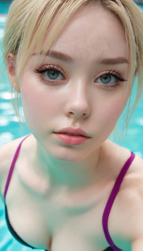 Tags: 21872187, SDXL
{"3": {"inputs": {"seed": 974886219221685, "steps": 64, "cfg": 6.87, "sampler_name": "dpmpp_2m", "scheduler": "karras", "denoise": 1.0, "model": ["27", 0], "positive": ["6", 0], "negative": ["7", 0], "latent_image": ["5", 0]}, "class_type": "KSampler"}, "4": {"inputs": {"ckpt_name": "juggernautxl.safetensors"}, "class_type": "CheckpointLoaderSimple"}, "5": {"inputs": {"width": 768, "height": 1344, "batch_size": 1}, "class_type": "EmptyLatentImage"}, "6": {"inputs": {"text": "20 year old girl, (detailed face:1.10), (idol:1.01), (pale skin:1.04), (blush:0.99), (double eyelids:1.03), (eyelashes:1.04), (cute:1.02), (seductive pose:1.02), (beautiful eyes:0.98), (slim:1.08), (sexy lips:0.96), (temptress:0.95), (in a seductive pose:1.12), (large perky breasts:0.99), (cleavage:1.00), (thigh gap:0.95), (in a swimsuit:1.11) at a pool, (film:1.00), (textured skin:1.02), (RAW:1.01), (candid cinema:1.06), (soft lighting:1.06), (detailed skin:1.00), (portra:1.08), (skin fuzz:1.09), (natural looking skin:1.08)", "clip": ["27", 1]}, "class_type": "CLIPTextEncode"}, "7": {"inputs": {"text": "(worst quality:1.10), (open mouth:1.10), (distorted:1.14), (low resolution:1.08), (bad hands:1.14), (twisted:1.07), (watermark:1.11)", "clip": ["27", 1]}, "class_type": "CLIPTextEncode"}, "8": {"inputs": {"samples": ["3", 0], "vae": ["4", 2]}, "class_type": "VAEDecode"}, "25": {"inputs": {"lora_name": "nudify_xl.safetensors", "strength_model": 0.21, "strength_clip": 0.01, "model": ["4", 0], "clip": ["4", 1]}, "class_type": "LoraLoader"}, "26": {"inputs": {"lora_name": "shirtlift_SDXL_v2.safetensors", "strength_model": 0.06, "strength_clip": 0.06, "model": ["25", 0], "clip": ["25", 1]}, "class_type": "LoraLoader"}, "27": {"inputs": {"lora_name": "PerfectEyesXL.safetensors", "strength_model": 0.19, "strength_clip": 0.17, "model": ["26", 0], "clip": ["26", 1]}, "class_type": "LoraLoader"}, "30": {"inputs": {"model_name": "4x_NMKD-Superscale-SP_178000_G.pth"}, "class_type": "UpscaleModelLoader"}, "31": {"inputs": {"upscale_model": ["30", 0], "image": ["8", 0]}, "class_type": "ImageUpscaleWithModel"}, "32": {"inputs": {"upscale_method": "lanczos", "scale_by": 0.5, "image": ["31", 0]}, "class_type": "ImageScaleBy"}, "33": {"inputs": {"pixels": ["32", 0], "vae": ["4", 2]}, "class_type": "VAEEncode"}, "34": {"inputs": {"seed": 974886219221685, "steps": 64, "cfg": 6.87, "sampler_name": "dpmpp_2m", "scheduler": "karras", "denoise": 0.3, "model": ["27", 0], "positive": ["6", 0], "negative": ["7", 0], "latent_image": ["33", 0]}, "class_type": "KSampler"}, "36": {"inputs": {"samples": ["34", 0], "vae": ["4", 2]}, "class_type": "VAEDecode"}, "39": {"inputs": {"filename_prefix": "comfyapi-1732536556728", "images": ["36", 0]}, "class_type": "SaveImage"}}