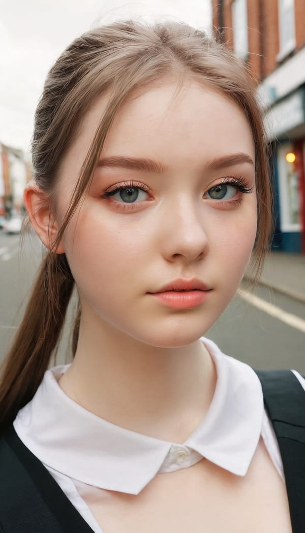 Tags: 21872187, SDXL
{"3": {"inputs": {"seed": 281244214085140, "steps": 32, "cfg": 6.55, "sampler_name": "dpmpp_2m", "scheduler": "karras", "denoise": 1.0, "model": ["27", 0], "positive": ["6", 0], "negative": ["7", 0], "latent_image": ["5", 0]}, "class_type": "KSampler"}, "4": {"inputs": {"ckpt_name": "juggernautxl.safetensors"}, "class_type": "CheckpointLoaderSimple"}, "5": {"inputs": {"width": 768, "height": 1344, "batch_size": 1}, "class_type": "EmptyLatentImage"}, "6": {"inputs": {"text": "21 year old girl, (irish:1.01), (detailed face:1.13), (double eyelids:0.97), (blush:1.11), (seductive facial expression:1.03), (slim:1.02), (pale skin:1.11), (beautiful eyes:1.09), (seductive pose:1.01), (temptress:0.95), (idol:1.08), (cute:1.02), (sexy lips:0.99), (eyelashes:0.99), (on all fours:1.00), (spreading ass cheeks:1.06), (from behind:1.08), (backboob:1.13), (school uniform:0.95), choker, busy street, (candid cinema:1.06), (skin fuzz:1.00), (portra:1.07), (detailed skin:1.02), (natural looking skin:1.00), (RAW:1.02), (textured skin:1.01), (film:1.04), (soft lighting:1.03)", "clip": ["27", 1]}, "class_type": "CLIPTextEncode"}, "7": {"inputs": {"text": "(watermark:1.11), (bad hands:1.07), (low resolution:1.05), (twisted:1.10), (worst quality:1.12), (distorted:1.07), (open mouth:1.06)", "clip": ["27", 1]}, "class_type": "CLIPTextEncode"}, "8": {"inputs": {"samples": ["3", 0], "vae": ["4", 2]}, "class_type": "VAEDecode"}, "25": {"inputs": {"lora_name": "nudify_xl.safetensors", "strength_model": 0.2, "strength_clip": 0.15, "model": ["4", 0], "clip": ["4", 1]}, "class_type": "LoraLoader"}, "26": {"inputs": {"lora_name": "shirtlift_SDXL_v2.safetensors", "strength_model": 0.1, "strength_clip": 0.08, "model": ["25", 0], "clip": ["25", 1]}, "class_type": "LoraLoader"}, "27": {"inputs": {"lora_name": "PerfectEyesXL.safetensors", "strength_model": 0.18, "strength_clip": 0.19, "model": ["26", 0], "clip": ["26", 1]}, "class_type": "LoraLoader"}, "30": {"inputs": {"model_name": "4x_NMKD-Superscale-SP_178000_G.pth"}, "class_type": "UpscaleModelLoader"}, "31": {"inputs": {"upscale_model": ["30", 0], "image": ["8", 0]}, "class_type": "ImageUpscaleWithModel"}, "32": {"inputs": {"upscale_method": "lanczos", "scale_by": 0.5, "image": ["31", 0]}, "class_type": "ImageScaleBy"}, "33": {"inputs": {"pixels": ["32", 0], "vae": ["4", 2]}, "class_type": "VAEEncode"}, "34": {"inputs": {"seed": 281244214085140, "steps": 32, "cfg": 6.55, "sampler_name": "dpmpp_2m", "scheduler": "karras", "denoise": 0.3, "model": ["27", 0], "positive": ["6", 0], "negative": ["7", 0], "latent_image": ["33", 0]}, "class_type": "KSampler"}, "36": {"inputs": {"samples": ["34", 0], "vae": ["4", 2]}, "class_type": "VAEDecode"}, "39": {"inputs": {"filename_prefix": "comfyapi-1735856822716", "images": ["36", 0]}, "class_type": "SaveImage"}}