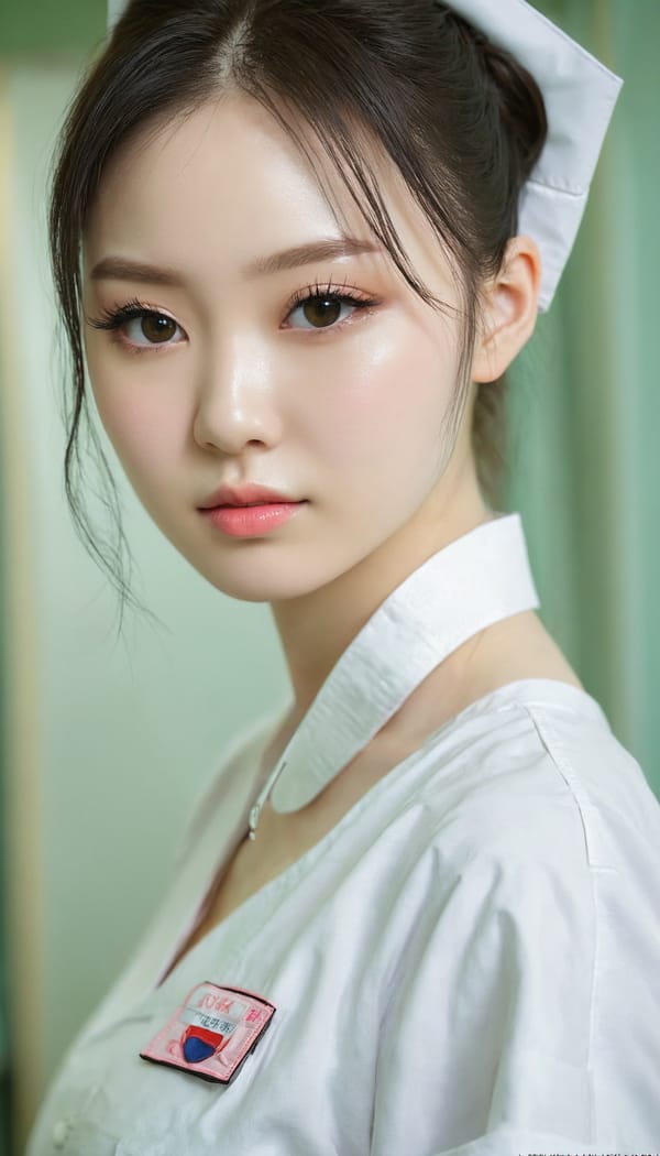 Tags: 21872187, SDXL
{"3": {"inputs": {"seed": 843469611677059, "steps": 32, "cfg": 5.61, "sampler_name": "dpmpp_2m", "scheduler": "karras", "denoise": 1.0, "model": ["27", 0], "positive": ["6", 0], "negative": ["7", 0], "latent_image": ["5", 0]}, "class_type": "KSampler"}, "4": {"inputs": {"ckpt_name": "juggernautxl.safetensors"}, "class_type": "CheckpointLoaderSimple"}, "5": {"inputs": {"width": 768, "height": 1344, "batch_size": 1}, "class_type": "EmptyLatentImage"}, "6": {"inputs": {"text": "21 year old girl, (irish:1.09), (korean:1.06), (russian:1.06), (slim:1.09), (pale skin:1.09), (sexy lips:0.96), (detailed face:0.96), (double eyelids:0.97), (seductive pose:1.00), (beautiful eyes:1.09), (idol:1.12), (blush:1.03), (cute:1.10), (seductive facial expression:1.01), (eyelashes:1.13), (temptress:1.03), (perky ass:0.97), (exposed ass:1.11), (looking back:1.09), (sexy ass:1.12), (thigh gap:0.96), (nurse in uniform:1.10) working in a hospital ward, (portra:1.09), (skin fuzz:1.03), (detailed skin:1.06), (textured skin:1.03), (natural looking skin:1.03), (soft lighting:1.04), (RAW:1.09), (film:1.05), (candid cinema:1.06)", "clip": ["27", 1]}, "class_type": "CLIPTextEncode"}, "7": {"inputs": {"text": "(bad hands:1.14), (watermark:1.12), (distorted:1.10), (low resolution:1.10), (twisted:1.10), (open mouth:1.08), (worst quality:1.08)", "clip": ["27", 1]}, "class_type": "CLIPTextEncode"}, "8": {"inputs": {"samples": ["3", 0], "vae": ["4", 2]}, "class_type": "VAEDecode"}, "25": {"inputs": {"lora_name": "nudify_xl.safetensors", "strength_model": 0.34, "strength_clip": 0.28, "model": ["4", 0], "clip": ["4", 1]}, "class_type": "LoraLoader"}, "26": {"inputs": {"lora_name": "shirtlift_SDXL_v2.safetensors", "strength_model": 0.19, "strength_clip": 0.18, "model": ["25", 0], "clip": ["25", 1]}, "class_type": "LoraLoader"}, "27": {"inputs": {"lora_name": "PerfectEyesXL.safetensors", "strength_model": 0.08, "strength_clip": 0.06, "model": ["26", 0], "clip": ["26", 1]}, "class_type": "LoraLoader"}, "30": {"inputs": {"model_name": "4x_NMKD-Superscale-SP_178000_G.pth"}, "class_type": "UpscaleModelLoader"}, "31": {"inputs": {"upscale_model": ["30", 0], "image": ["8", 0]}, "class_type": "ImageUpscaleWithModel"}, "32": {"inputs": {"upscale_method": "lanczos", "scale_by": 0.5, "image": ["31", 0]}, "class_type": "ImageScaleBy"}, "33": {"inputs": {"pixels": ["32", 0], "vae": ["4", 2]}, "class_type": "VAEEncode"}, "34": {"inputs": {"seed": 843469611677059, "steps": 32, "cfg": 5.61, "sampler_name": "dpmpp_2m", "scheduler": "karras", "denoise": 0.3, "model": ["27", 0], "positive": ["6", 0], "negative": ["7", 0], "latent_image": ["33", 0]}, "class_type": "KSampler"}, "36": {"inputs": {"samples": ["34", 0], "vae": ["4", 2]}, "class_type": "VAEDecode"}, "39": {"inputs": {"filename_prefix": "comfyapi-1734848851451", "images": ["36", 0]}, "class_type": "SaveImage"}}