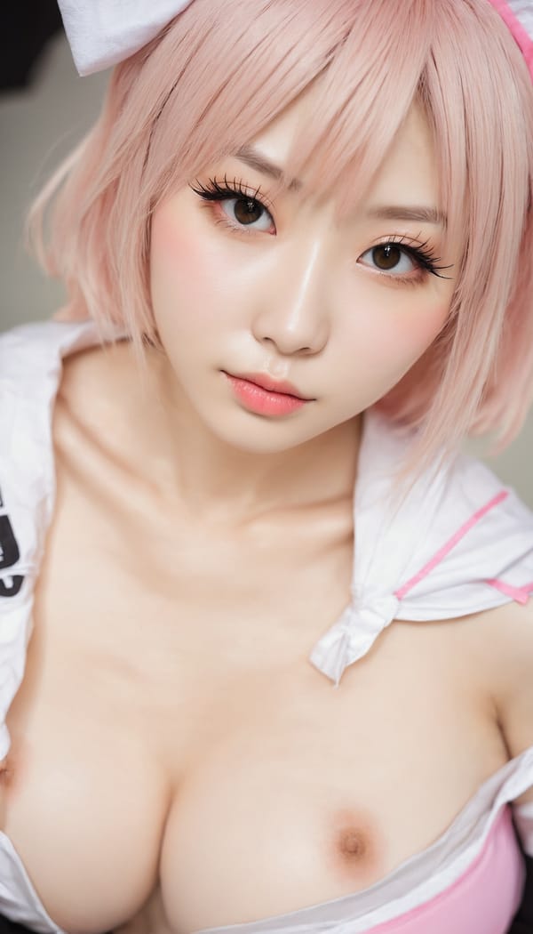 Tags: 21872187, SDXL
{"3": {"inputs": {"seed": 140736716221140, "steps": 64, "cfg": 5.43, "sampler_name": "dpmpp_2m", "scheduler": "karras", "denoise": 1.0, "model": ["27", 0], "positive": ["6", 0], "negative": ["7", 0], "latent_image": ["5", 0]}, "class_type": "KSampler"}, "4": {"inputs": {"ckpt_name": "juggernautxl.safetensors"}, "class_type": "CheckpointLoaderSimple"}, "5": {"inputs": {"width": 768, "height": 1344, "batch_size": 1}, "class_type": "EmptyLatentImage"}, "6": {"inputs": {"text": "28 year old girl, (japanese:0.96), (korean:1.08), (pale skin:1.14), (blush:1.03), (slim:1.10), (temptress:0.96), (eyelashes:1.14), (cute:1.01), (sexy lips:1.01), (double eyelids:1.07), (seductive pose:1.11), (beautiful eyes:0.99), (seductive facial expression:1.13), (detailed face:1.00), (idol:1.14), (in a seductive pose:1.08), (large perky breasts:0.97), (cleavage:1.08), (thigh gap:1.10), (in a cosplay:1.01) at comiket posing for camera, (soft lighting:1.05), (detailed skin:1.06), (skin fuzz:1.07), (RAW:1.06), (portra:1.04), (candid cinema:1.00), (natural looking skin:1.02), (textured skin:1.05), (film:1.02)", "clip": ["27", 1]}, "class_type": "CLIPTextEncode"}, "7": {"inputs": {"text": "(worst quality:1.11), (watermark:1.11), (open mouth:1.12), (twisted:1.10), (low resolution:1.11), (distorted:1.05), (bad hands:1.07)", "clip": ["27", 1]}, "class_type": "CLIPTextEncode"}, "8": {"inputs": {"samples": ["3", 0], "vae": ["4", 2]}, "class_type": "VAEDecode"}, "25": {"inputs": {"lora_name": "nudify_xl.safetensors", "strength_model": 0.15, "strength_clip": 0.16, "model": ["4", 0], "clip": ["4", 1]}, "class_type": "LoraLoader"}, "26": {"inputs": {"lora_name": "shirtlift_SDXL_v2.safetensors", "strength_model": 0.08, "strength_clip": 0.03, "model": ["25", 0], "clip": ["25", 1]}, "class_type": "LoraLoader"}, "27": {"inputs": {"lora_name": "PerfectEyesXL.safetensors", "strength_model": 0.0, "strength_clip": 0.04, "model": ["26", 0], "clip": ["26", 1]}, "class_type": "LoraLoader"}, "30": {"inputs": {"model_name": "4x_NMKD-Superscale-SP_178000_G.pth"}, "class_type": "UpscaleModelLoader"}, "31": {"inputs": {"upscale_model": ["30", 0], "image": ["8", 0]}, "class_type": "ImageUpscaleWithModel"}, "32": {"inputs": {"upscale_method": "lanczos", "scale_by": 0.5, "image": ["31", 0]}, "class_type": "ImageScaleBy"}, "33": {"inputs": {"pixels": ["32", 0], "vae": ["4", 2]}, "class_type": "VAEEncode"}, "34": {"inputs": {"seed": 140736716221140, "steps": 64, "cfg": 5.43, "sampler_name": "dpmpp_2m", "scheduler": "karras", "denoise": 0.3, "model": ["27", 0], "positive": ["6", 0], "negative": ["7", 0], "latent_image": ["33", 0]}, "class_type": "KSampler"}, "36": {"inputs": {"samples": ["34", 0], "vae": ["4", 2]}, "class_type": "VAEDecode"}, "39": {"inputs": {"filename_prefix": "comfyapi-1713262263579", "images": ["36", 0]}, "class_type": "SaveImage"}}