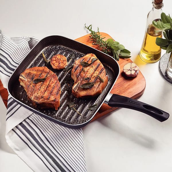 Tags: sartén grill tramontina, sartén grill antiadherente, sartén starflon max, sartén grill 28 cm, sartén parrilla cocina
