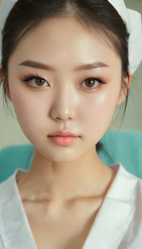 Tags: 21872187, SDXL
{"3": {"inputs": {"seed": 864983737042119, "steps": 32, "cfg": 5.73, "sampler_name": "dpmpp_2m", "scheduler": "karras", "denoise": 1.0, "model": ["27", 0], "positive": ["6", 0], "negative": ["7", 0], "latent_image": ["5", 0]}, "class_type": "KSampler"}, "4": {"inputs": {"ckpt_name": "juggernautxl.safetensors"}, "class_type": "CheckpointLoaderSimple"}, "5": {"inputs": {"width": 768, "height": 1344, "batch_size": 1}, "class_type": "EmptyLatentImage"}, "6": {"inputs": {"text": "21 year old girl, (chinese:1.11), (russian:0.97), (eyelashes:1.02), (cute:1.03), (sexy lips:0.95), (idol:1.03), (detailed face:1.05), (blush:1.12), (seductive facial expression:1.01), (pale skin:0.97), (double eyelids:1.06), (temptress:1.08), (beautiful eyes:1.02), (slim:1.00), (in a seductive pose:0.97), (large perky breasts:0.97), (cleavage:1.12), (thigh gap:1.01), (nurse in uniform:1.11) working in a hospital ward, (skin fuzz:1.05), (RAW:1.07), (portra:1.03), (soft lighting:1.07), (natural looking skin:1.03), (detailed skin:1.02), (candid cinema:1.02), (film:1.05), (textured skin:1.01)", "clip": ["27", 1]}, "class_type": "CLIPTextEncode"}, "7": {"inputs": {"text": "(bad hands:1.14), (open mouth:1.09), (twisted:1.10), (watermark:1.06), (worst quality:1.08), (low resolution:1.07), (distorted:1.05)", "clip": ["27", 1]}, "class_type": "CLIPTextEncode"}, "8": {"inputs": {"samples": ["3", 0], "vae": ["4", 2]}, "class_type": "VAEDecode"}, "25": {"inputs": {"lora_name": "nudify_xl.safetensors", "strength_model": 0.32, "strength_clip": 0.19, "model": ["4", 0], "clip": ["4", 1]}, "class_type": "LoraLoader"}, "26": {"inputs": {"lora_name": "shirtlift_SDXL_v2.safetensors", "strength_model": 0.0, "strength_clip": 0.0, "model": ["25", 0], "clip": ["25", 1]}, "class_type": "LoraLoader"}, "27": {"inputs": {"lora_name": "PerfectEyesXL.safetensors", "strength_model": 0.11, "strength_clip": 0.11, "model": ["26", 0], "clip": ["26", 1]}, "class_type": "LoraLoader"}, "30": {"inputs": {"model_name": "4x_NMKD-Superscale-SP_178000_G.pth"}, "class_type": "UpscaleModelLoader"}, "31": {"inputs": {"upscale_model": ["30", 0], "image": ["8", 0]}, "class_type": "ImageUpscaleWithModel"}, "32": {"inputs": {"upscale_method": "lanczos", "scale_by": 0.5, "image": ["31", 0]}, "class_type": "ImageScaleBy"}, "33": {"inputs": {"pixels": ["32", 0], "vae": ["4", 2]}, "class_type": "VAEEncode"}, "34": {"inputs": {"seed": 864983737042119, "steps": 32, "cfg": 5.73, "sampler_name": "dpmpp_2m", "scheduler": "karras", "denoise": 0.3, "model": ["27", 0], "positive": ["6", 0], "negative": ["7", 0], "latent_image": ["33", 0]}, "class_type": "KSampler"}, "36": {"inputs": {"samples": ["34", 0], "vae": ["4", 2]}, "class_type": "VAEDecode"}, "39": {"inputs": {"filename_prefix": "comfyapi-1725787556672", "images": ["36", 0]}, "class_type": "SaveImage"}}