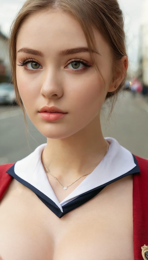 Tags: 21872187, SDXL
{"3": {"inputs": {"seed": 796024961695188, "steps": 32, "cfg": 5.06, "sampler_name": "dpmpp_2m", "scheduler": "karras", "denoise": 1.0, "model": ["27", 0], "positive": ["6", 0], "negative": ["7", 0], "latent_image": ["5", 0]}, "class_type": "KSampler"}, "4": {"inputs": {"ckpt_name": "juggernautxl.safetensors"}, "class_type": "CheckpointLoaderSimple"}, "5": {"inputs": {"width": 768, "height": 1344, "batch_size": 1}, "class_type": "EmptyLatentImage"}, "6": {"inputs": {"text": "21 year old girl, (irish:1.11), (russian:1.12), (seductive facial expression:1.09), (temptress:1.05), (seductive pose:0.98), (cute:0.96), (detailed face:1.07), (sexy lips:1.06), (double eyelids:1.13), (beautiful eyes:1.02), (slim:1.02), (idol:1.02), (eyelashes:1.07), (blush:1.06), (in a seductive pose:0.98), (large perky breasts:0.96), (cleavage:1.08), (thigh gap:0.96), (school uniform:1.05), choker, busy street, (RAW:1.05), (detailed skin:1.00), (candid cinema:1.01), (portra:1.08), (textured skin:1.03), (natural looking skin:1.01), (film:1.07), (skin fuzz:1.09), (soft lighting:1.01)", "clip": ["27", 1]}, "class_type": "CLIPTextEncode"}, "7": {"inputs": {"text": "(worst quality:1.05), (watermark:1.07), (twisted:1.07), (bad hands:1.13), (distorted:1.12), (low resolution:1.06), (open mouth:1.13)", "clip": ["27", 1]}, "class_type": "CLIPTextEncode"}, "8": {"inputs": {"samples": ["3", 0], "vae": ["4", 2]}, "class_type": "VAEDecode"}, "25": {"inputs": {"lora_name": "nudify_xl.safetensors", "strength_model": 0.38, "strength_clip": 0.29, "model": ["4", 0], "clip": ["4", 1]}, "class_type": "LoraLoader"}, "26": {"inputs": {"lora_name": "shirtlift_SDXL_v2.safetensors", "strength_model": 0.11, "strength_clip": 0.19, "model": ["25", 0], "clip": ["25", 1]}, "class_type": "LoraLoader"}, "27": {"inputs": {"lora_name": "PerfectEyesXL.safetensors", "strength_model": 0.05, "strength_clip": 0.07, "model": ["26", 0], "clip": ["26", 1]}, "class_type": "LoraLoader"}, "30": {"inputs": {"model_name": "4x_NMKD-Superscale-SP_178000_G.pth"}, "class_type": "UpscaleModelLoader"}, "31": {"inputs": {"upscale_model": ["30", 0], "image": ["8", 0]}, "class_type": "ImageUpscaleWithModel"}, "32": {"inputs": {"upscale_method": "lanczos", "scale_by": 0.5, "image": ["31", 0]}, "class_type": "ImageScaleBy"}, "33": {"inputs": {"pixels": ["32", 0], "vae": ["4", 2]}, "class_type": "VAEEncode"}, "34": {"inputs": {"seed": 796024961695188, "steps": 32, "cfg": 5.06, "sampler_name": "dpmpp_2m", "scheduler": "karras", "denoise": 0.3, "model": ["27", 0], "positive": ["6", 0], "negative": ["7", 0], "latent_image": ["33", 0]}, "class_type": "KSampler"}, "36": {"inputs": {"samples": ["34", 0], "vae": ["4", 2]}, "class_type": "VAEDecode"}, "39": {"inputs": {"filename_prefix": "comfyapi-1732746556494", "images": ["36", 0]}, "class_type": "SaveImage"}}