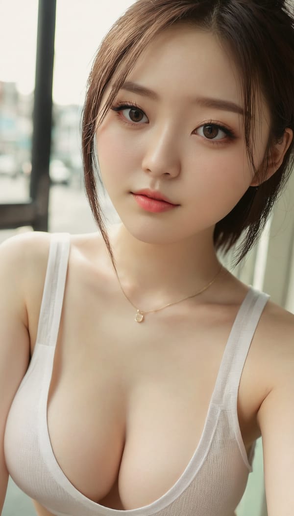 Tags: 21872187, SDXL
{"3": {"inputs": {"seed": 172936461885793, "steps": 32, "cfg": 5.04, "sampler_name": "dpmpp_2m", "scheduler": "karras", "denoise": 1.0, "model": ["27", 0], "positive": ["6", 0], "negative": ["7", 0], "latent_image": ["5", 0]}, "class_type": "KSampler"}, "4": {"inputs": {"ckpt_name": "juggernautxl.safetensors"}, "class_type": "CheckpointLoaderSimple"}, "5": {"inputs": {"width": 768, "height": 1344, "batch_size": 1}, "class_type": "EmptyLatentImage"}, "6": {"inputs": {"text": "23 year old girl, (irish:1.10), (korean:0.96), (pale skin:1.08), (double eyelids:1.05), (seductive pose:1.05), (detailed face:1.01), (idol:0.99), (beautiful eyes:1.13), (sexy lips:0.98), (cute:1.07), (eyelashes:0.97), (blush:1.09), (in a seductive pose:0.96), (large perky breasts:1.07), (cleavage:1.01), (thigh gap:1.06), (white tanktop:1.12), busy street, (soft lighting:1.00), (candid cinema:1.07), (detailed skin:1.07), (portra:1.09), (textured skin:1.06), (natural looking skin:1.08), (RAW:1.09), (film:1.01), (skin fuzz:1.07)", "clip": ["27", 1]}, "class_type": "CLIPTextEncode"}, "7": {"inputs": {"text": "(worst quality:1.07), (bad hands:1.13), (low resolution:1.05), (distorted:1.06), (twisted:1.14), (watermark:1.08), (open mouth:1.11)", "clip": ["27", 1]}, "class_type": "CLIPTextEncode"}, "8": {"inputs": {"samples": ["3", 0], "vae": ["4", 2]}, "class_type": "VAEDecode"}, "25": {"inputs": {"lora_name": "nudify_xl.safetensors", "strength_model": 0.38, "strength_clip": 0.31, "model": ["4", 0], "clip": ["4", 1]}, "class_type": "LoraLoader"}, "26": {"inputs": {"lora_name": "shirtlift_SDXL_v2.safetensors", "strength_model": 0.1, "strength_clip": 0.03, "model": ["25", 0], "clip": ["25", 1]}, "class_type": "LoraLoader"}, "27": {"inputs": {"lora_name": "PerfectEyesXL.safetensors", "strength_model": 0.08, "strength_clip": 0.04, "model": ["26", 0], "clip": ["26", 1]}, "class_type": "LoraLoader"}, "30": {"inputs": {"model_name": "4x_NMKD-Superscale-SP_178000_G.pth"}, "class_type": "UpscaleModelLoader"}, "31": {"inputs": {"upscale_model": ["30", 0], "image": ["8", 0]}, "class_type": "ImageUpscaleWithModel"}, "32": {"inputs": {"upscale_method": "lanczos", "scale_by": 0.5, "image": ["31", 0]}, "class_type": "ImageScaleBy"}, "33": {"inputs": {"pixels": ["32", 0], "vae": ["4", 2]}, "class_type": "VAEEncode"}, "34": {"inputs": {"seed": 172936461885793, "steps": 32, "cfg": 5.04, "sampler_name": "dpmpp_2m", "scheduler": "karras", "denoise": 0.3, "model": ["27", 0], "positive": ["6", 0], "negative": ["7", 0], "latent_image": ["33", 0]}, "class_type": "KSampler"}, "36": {"inputs": {"samples": ["34", 0], "vae": ["4", 2]}, "class_type": "VAEDecode"}, "39": {"inputs": {"filename_prefix": "comfyapi-1716452387565", "images": ["36", 0]}, "class_type": "SaveImage"}}