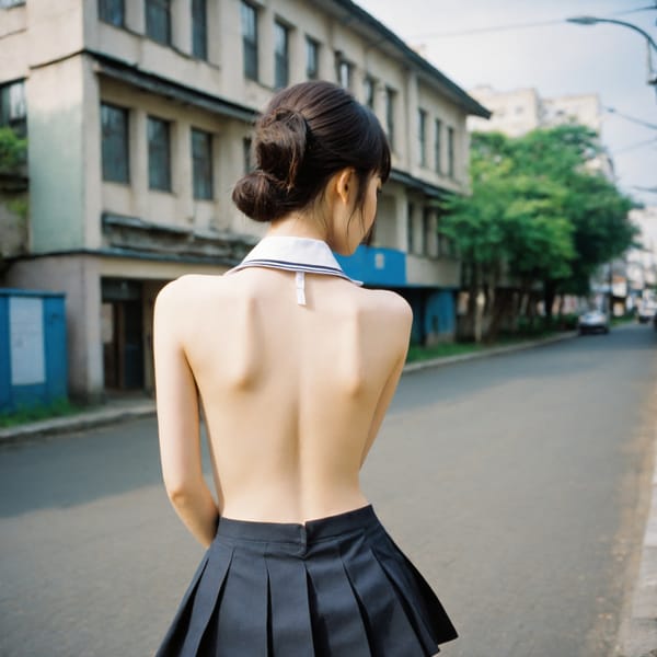 Tags: 21872187, SDXL
{"3": {"inputs": {"seed": 454908983403934, "steps": 32, "cfg": 6.09, "sampler_name": "dpmpp_2m", "scheduler": "karras", "denoise": 1.0, "model": ["27", 0], "positive": ["6", 0], "negative": ["7", 0], "latent_image": ["5", 0]}, "class_type": "KSampler"}, "4": {"inputs": {"ckpt_name": "helloworldxl.safetensors"}, "class_type": "CheckpointLoaderSimple"}, "5": {"inputs": {"width": 1024, "height": 1024, "batch_size": 1}, "class_type": "EmptyLatentImage"}, "6": {"inputs": {"text": "26 year old girl, (ukrainian:1.13), (russian:1.14), (japanese:1.11), (eyelashes:0.97), (idol:0.97), (blush:0.95), (beautiful eyes:1.07), (cute:0.95), (temptress:1.09), (seductive facial expression:1.14), (slim:1.12), (sexy lips:1.00), (detailed face:1.10), (pale skin:1.02), (double eyelids:1.09), (seductive pose:1.11), (on all fours:1.00), (spreading ass cheeks:0.98), (from behind:1.12), (backboob:0.96), (school uniform:1.13), choker, busy street, (portra:1.09), (film:1.07), (soft lighting:1.02), (natural looking skin:1.09), (skin fuzz:1.01), (candid cinema:1.04), (textured skin:1.08), (detailed skin:1.03), (RAW:1.03)", "clip": ["27", 1]}, "class_type": "CLIPTextEncode"}, "7": {"inputs": {"text": "(worst quality:1.08), (watermark:1.13), (open mouth:1.11), (distorted:1.09), (twisted:1.14), (bad hands:1.08), (low resolution:1.11)", "clip": ["27", 1]}, "class_type": "CLIPTextEncode"}, "8": {"inputs": {"samples": ["3", 0], "vae": ["4", 2]}, "class_type": "VAEDecode"}, "25": {"inputs": {"lora_name": "nudify_xl.safetensors", "strength_model": 0.09, "strength_clip": 0.12, "model": ["4", 0], "clip": ["4", 1]}, "class_type": "LoraLoader"}, "26": {"inputs": {"lora_name": "shirtlift_SDXL_v2.safetensors", "strength_model": 0.14, "strength_clip": 0.1, "model": ["25", 0], "clip": ["25", 1]}, "class_type": "LoraLoader"}, "27": {"inputs": {"lora_name": "PerfectEyesXL.safetensors", "strength_model": 0.01, "strength_clip": 0.06, "model": ["26", 0], "clip": ["26", 1]}, "class_type": "LoraLoader"}, "30": {"inputs": {"model_name": "4x_NMKD-Superscale-SP_178000_G.pth"}, "class_type": "UpscaleModelLoader"}, "31": {"inputs": {"upscale_model": ["30", 0], "image": ["8", 0]}, "class_type": "ImageUpscaleWithModel"}, "32": {"inputs": {"upscale_method": "lanczos", "scale_by": 0.5, "image": ["31", 0]}, "class_type": "ImageScaleBy"}, "33": {"inputs": {"pixels": ["32", 0], "vae": ["4", 2]}, "class_type": "VAEEncode"}, "34": {"inputs": {"seed": 454908983403934, "steps": 32, "cfg": 6.09, "sampler_name": "dpmpp_2m", "scheduler": "karras", "denoise": 0.3, "model": ["27", 0], "positive": ["6", 0], "negative": ["7", 0], "latent_image": ["33", 0]}, "class_type": "KSampler"}, "36": {"inputs": {"samples": ["34", 0], "vae": ["4", 2]}, "class_type": "VAEDecode"}, "39": {"inputs": {"filename_prefix": "comfyapi-1713811354595", "images": ["36", 0]}, "class_type": "SaveImage"}}