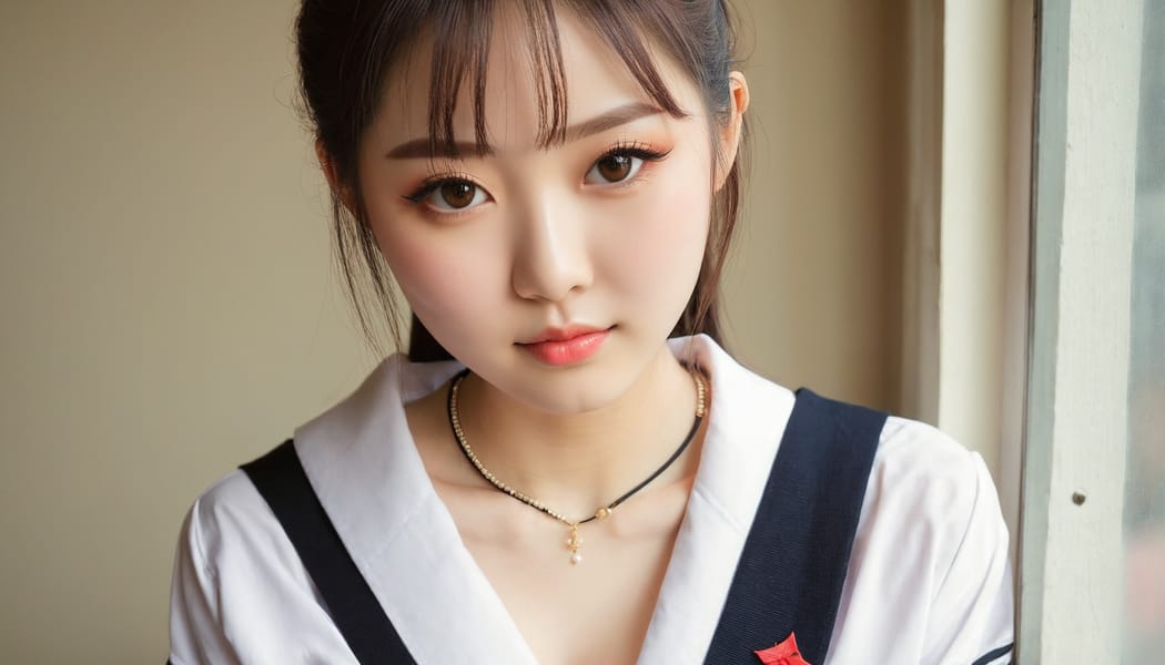 Tags: 21872187, SDXL
{"3": {"inputs": {"seed": 948164525910087, "steps": 64, "cfg": 7.05, "sampler_name": "dpmpp_2m", "scheduler": "karras", "denoise": 1.0, "model": ["27", 0], "positive": ["6", 0], "negative": ["7", 0], "latent_image": ["5", 0]}, "class_type": "KSampler"}, "4": {"inputs": {"ckpt_name": "juggernautxl.safetensors"}, "class_type": "CheckpointLoaderSimple"}, "5": {"inputs": {"width": 1344, "height": 768, "batch_size": 1}, "class_type": "EmptyLatentImage"}, "6": {"inputs": {"text": "26 year old girl, (japanese:1.02), (sexy lips:1.08), (pale skin:0.96), (seductive pose:1.03), (temptress:1.02), (eyelashes:0.96), (slim:1.08), (double eyelids:0.98), (idol:1.00), (detailed face:1.07), (cute:1.13), (blush:1.02), (seductive facial expression:1.04), (beautiful eyes:1.06), (in a seductive pose:1.11), (large perky breasts:0.95), (cleavage:0.99), (thigh gap:1.02), (school uniform:1.02), choker, busy street, (portra:1.08), (RAW:1.01), (skin fuzz:1.07), (soft lighting:1.07), (detailed skin:1.09), (candid cinema:1.03), (film:1.08), (natural looking skin:1.09), (textured skin:1.04)", "clip": ["27", 1]}, "class_type": "CLIPTextEncode"}, "7": {"inputs": {"text": "(twisted:1.05), (watermark:1.09), (bad hands:1.07), (low resolution:1.07), (distorted:1.14), (worst quality:1.10), (open mouth:1.11)", "clip": ["27", 1]}, "class_type": "CLIPTextEncode"}, "8": {"inputs": {"samples": ["3", 0], "vae": ["4", 2]}, "class_type": "VAEDecode"}, "25": {"inputs": {"lora_name": "nudify_xl.safetensors", "strength_model": 0.33, "strength_clip": 0.34, "model": ["4", 0], "clip": ["4", 1]}, "class_type": "LoraLoader"}, "26": {"inputs": {"lora_name": "shirtlift_SDXL_v2.safetensors", "strength_model": 0.15, "strength_clip": 0.08, "model": ["25", 0], "clip": ["25", 1]}, "class_type": "LoraLoader"}, "27": {"inputs": {"lora_name": "PerfectEyesXL.safetensors", "strength_model": 0.11, "strength_clip": 0.19, "model": ["26", 0], "clip": ["26", 1]}, "class_type": "LoraLoader"}, "30": {"inputs": {"model_name": "4x_NMKD-Superscale-SP_178000_G.pth"}, "class_type": "UpscaleModelLoader"}, "31": {"inputs": {"upscale_model": ["30", 0], "image": ["8", 0]}, "class_type": "ImageUpscaleWithModel"}, "32": {"inputs": {"upscale_method": "lanczos", "scale_by": 0.5, "image": ["31", 0]}, "class_type": "ImageScaleBy"}, "33": {"inputs": {"pixels": ["32", 0], "vae": ["4", 2]}, "class_type": "VAEEncode"}, "34": {"inputs": {"seed": 948164525910087, "steps": 64, "cfg": 7.05, "sampler_name": "dpmpp_2m", "scheduler": "karras", "denoise": 0.3, "model": ["27", 0], "positive": ["6", 0], "negative": ["7", 0], "latent_image": ["33", 0]}, "class_type": "KSampler"}, "36": {"inputs": {"samples": ["34", 0], "vae": ["4", 2]}, "class_type": "VAEDecode"}, "39": {"inputs": {"filename_prefix": "comfyapi-1724627234066", "images": ["36", 0]}, "class_type": "SaveImage"}}