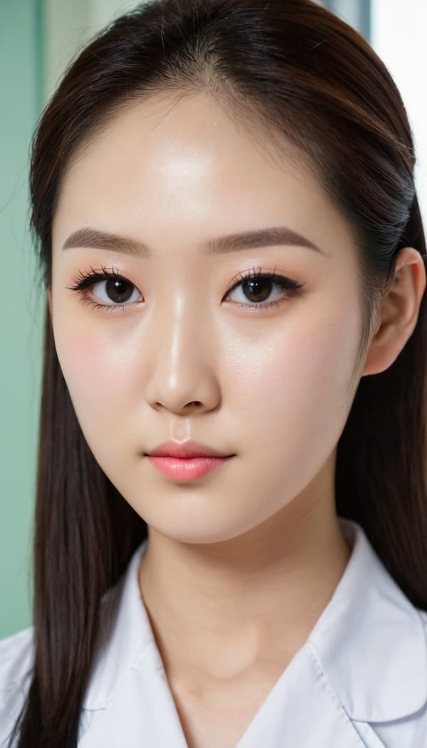 Tags: 21872187, SDXL
{"3": {"inputs": {"seed": 998063565955479, "steps": 64, "cfg": 7.17, "sampler_name": "dpmpp_2m", "scheduler": "karras", "denoise": 1.0, "model": ["27", 0], "positive": ["6", 0], "negative": ["7", 0], "latent_image": ["5", 0]}, "class_type": "KSampler"}, "4": {"inputs": {"ckpt_name": "juggernautXL_v8Rundiffusion.safetensors"}, "class_type": "CheckpointLoaderSimple"}, "5": {"inputs": {"width": 768, "height": 1344, "batch_size": 1}, "class_type": "EmptyLatentImage"}, "6": {"inputs": {"text": "25 year old girl, (korean:0.99), (cute:1.05), (eyelashes:1.01), (seductive facial expression:0.95), (pale skin:1.05), (temptress:1.06), (beautiful eyes:1.09), (idol:1.13), (double eyelids:1.04), (seductive pose:0.95), (detailed face:1.11), (slim:1.07), (blush:1.08), (sexy lips:1.10), (in a seductive pose:1.07), (large perky breasts:0.96), (cleavage:1.03), (thigh gap:1.04), (nurse in uniform:1.07) working in a hospital ward, (RAW:1.02), (skin fuzz:1.06), (candid cinema:1.09), (film:1.02), (textured skin:1.00), (soft lighting:1.05), (natural looking skin:1.02), (portra:1.01), (detailed skin:1.07)", "clip": ["27", 1]}, "class_type": "CLIPTextEncode"}, "7": {"inputs": {"text": "(distorted:1.08), (low resolution:1.14), (worst quality:1.08), (bad hands:1.12), (twisted:1.12), (watermark:1.06), (open mouth:1.10)", "clip": ["27", 1]}, "class_type": "CLIPTextEncode"}, "8": {"inputs": {"samples": ["3", 0], "vae": ["4", 2]}, "class_type": "VAEDecode"}, "25": {"inputs": {"lora_name": "nudify_xl.safetensors", "strength_model": 0.14, "strength_clip": 0.07, "model": ["4", 0], "clip": ["4", 1]}, "class_type": "LoraLoader"}, "26": {"inputs": {"lora_name": "shirtlift_SDXL_v2.safetensors", "strength_model": 0.06, "strength_clip": 0.11, "model": ["25", 0], "clip": ["25", 1]}, "class_type": "LoraLoader"}, "27": {"inputs": {"lora_name": "PerfectEyesXL.safetensors", "strength_model": 0.01, "strength_clip": 0.11, "model": ["26", 0], "clip": ["26", 1]}, "class_type": "LoraLoader"}, "30": {"inputs": {"model_name": "4x_NMKD-Superscale-SP_178000_G.pth"}, "class_type": "UpscaleModelLoader"}, "31": {"inputs": {"upscale_model": ["30", 0], "image": ["8", 0]}, "class_type": "ImageUpscaleWithModel"}, "32": {"inputs": {"upscale_method": "lanczos", "scale_by": 0.5, "image": ["31", 0]}, "class_type": "ImageScaleBy"}, "33": {"inputs": {"pixels": ["32", 0], "vae": ["4", 2]}, "class_type": "VAEEncode"}, "34": {"inputs": {"seed": 998063565955479, "steps": 64, "cfg": 7.17, "sampler_name": "dpmpp_2m", "scheduler": "karras", "denoise": 0.3, "model": ["27", 0], "positive": ["6", 0], "negative": ["7", 0], "latent_image": ["33", 0]}, "class_type": "KSampler"}, "36": {"inputs": {"samples": ["34", 0], "vae": ["4", 2]}, "class_type": "VAEDecode"}, "39": {"inputs": {"filename_prefix": "comfyapi-1708261991456", "images": ["36", 0]}, "class_type": "SaveImage"}}