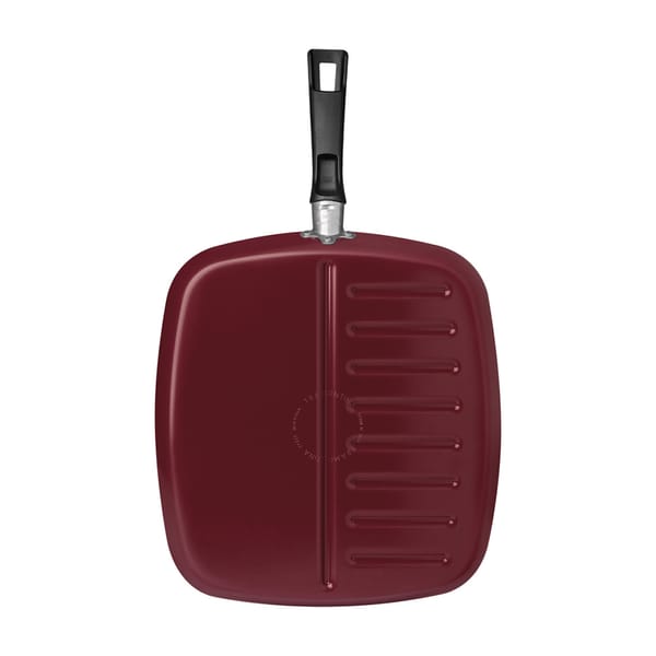 Tags: sartén bifera Tramontina, sartén reversible 2 en 1 rojo, sartén antiadherente aluminio 26 cm, sartén plancha roja, sartén cocina dos caras 26 cm
