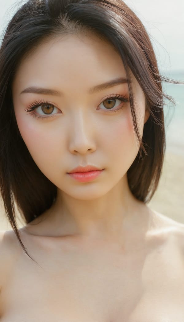 Tags: 21872187, SDXL
{"3": {"inputs": {"seed": 535000979070950, "steps": 64, "cfg": 5.46, "sampler_name": "dpmpp_2m", "scheduler": "karras", "denoise": 1.0, "model": ["27", 0], "positive": ["6", 0], "negative": ["7", 0], "latent_image": ["5", 0]}, "class_type": "KSampler"}, "4": {"inputs": {"ckpt_name": "juggernautxl.safetensors"}, "class_type": "CheckpointLoaderSimple"}, "5": {"inputs": {"width": 768, "height": 1344, "batch_size": 1}, "class_type": "EmptyLatentImage"}, "6": {"inputs": {"text": "26 year old girl, (chinese:1.13), (ukrainian:1.11), (irish:1.11), (seductive facial expression:1.01), (eyelashes:1.07), (blush:1.13), (detailed face:1.04), (pale skin:1.00), (cute:1.00), (double eyelids:1.14), (slim:0.98), (temptress:1.10), (seductive pose:0.96), (sexy lips:1.10), (idol:1.09), (beautiful eyes:0.98), (in a seductive pose:1.08), (large perky breasts:0.96), (cleavage:0.97), (thigh gap:1.01), strolling (nude:0.99) at a beach, (RAW:1.04), (portra:1.00), (film:1.04), (textured skin:1.00), (candid cinema:1.01), (soft lighting:1.03), (natural looking skin:1.03), (detailed skin:1.05), (skin fuzz:1.01)", "clip": ["27", 1]}, "class_type": "CLIPTextEncode"}, "7": {"inputs": {"text": "(watermark:1.05), (twisted:1.13), (distorted:1.05), (low resolution:1.13), (worst quality:1.06), (open mouth:1.12), (bad hands:1.11)", "clip": ["27", 1]}, "class_type": "CLIPTextEncode"}, "8": {"inputs": {"samples": ["3", 0], "vae": ["4", 2]}, "class_type": "VAEDecode"}, "25": {"inputs": {"lora_name": "nudify_xl.safetensors", "strength_model": 0.03, "strength_clip": 0.33, "model": ["4", 0], "clip": ["4", 1]}, "class_type": "LoraLoader"}, "26": {"inputs": {"lora_name": "shirtlift_SDXL_v2.safetensors", "strength_model": 0.08, "strength_clip": 0.17, "model": ["25", 0], "clip": ["25", 1]}, "class_type": "LoraLoader"}, "27": {"inputs": {"lora_name": "PerfectEyesXL.safetensors", "strength_model": 0.17, "strength_clip": 0.11, "model": ["26", 0], "clip": ["26", 1]}, "class_type": "LoraLoader"}, "30": {"inputs": {"model_name": "4x_NMKD-Superscale-SP_178000_G.pth"}, "class_type": "UpscaleModelLoader"}, "31": {"inputs": {"upscale_model": ["30", 0], "image": ["8", 0]}, "class_type": "ImageUpscaleWithModel"}, "32": {"inputs": {"upscale_method": "lanczos", "scale_by": 0.5, "image": ["31", 0]}, "class_type": "ImageScaleBy"}, "33": {"inputs": {"pixels": ["32", 0], "vae": ["4", 2]}, "class_type": "VAEEncode"}, "34": {"inputs": {"seed": 535000979070950, "steps": 64, "cfg": 5.46, "sampler_name": "dpmpp_2m", "scheduler": "karras", "denoise": 0.3, "model": ["27", 0], "positive": ["6", 0], "negative": ["7", 0], "latent_image": ["33", 0]}, "class_type": "KSampler"}, "36": {"inputs": {"samples": ["34", 0], "vae": ["4", 2]}, "class_type": "VAEDecode"}, "39": {"inputs": {"filename_prefix": "comfyapi-1727049736616", "images": ["36", 0]}, "class_type": "SaveImage"}}