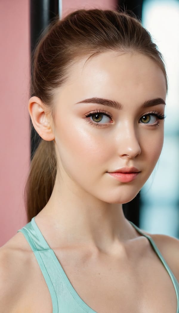 Tags: 21872187, SDXL
{"3": {"inputs": {"seed": 655961490607351, "steps": 64, "cfg": 6.68, "sampler_name": "dpmpp_2m", "scheduler": "karras", "denoise": 1.0, "model": ["27", 0], "positive": ["6", 0], "negative": ["7", 0], "latent_image": ["5", 0]}, "class_type": "KSampler"}, "4": {"inputs": {"ckpt_name": "juggernautXL_v8Rundiffusion.safetensors"}, "class_type": "CheckpointLoaderSimple"}, "5": {"inputs": {"width": 768, "height": 1344, "batch_size": 1}, "class_type": "EmptyLatentImage"}, "6": {"inputs": {"text": "20 year old girl, (irish:0.99), (ukrainian:1.10), (eyelashes:0.97), (temptress:1.01), (double eyelids:0.98), (seductive facial expression:1.01), (detailed face:1.08), (idol:0.98), (sexy lips:1.06), (beautiful eyes:1.00), (cute:1.12), (blush:0.95), (slim:1.13), (pale skin:1.13), (seductive pose:1.04), (perky ass:1.02), (exposed ass:1.02), (looking back:1.11), (sexy ass:0.97), (thigh gap:0.95), (in skimpy gym outfit:1.03) at a gym, (film:1.03), (RAW:1.03), (candid cinema:1.09), (skin fuzz:1.03), (soft lighting:1.09), (portra:1.06), (natural looking skin:1.01), (detailed skin:1.00), (textured skin:1.04)", "clip": ["27", 1]}, "class_type": "CLIPTextEncode"}, "7": {"inputs": {"text": "(distorted:1.14), (watermark:1.10), (low resolution:1.10), (open mouth:1.05), (worst quality:1.08), (twisted:1.13), (bad hands:1.07)", "clip": ["27", 1]}, "class_type": "CLIPTextEncode"}, "8": {"inputs": {"samples": ["3", 0], "vae": ["4", 2]}, "class_type": "VAEDecode"}, "25": {"inputs": {"lora_name": "nudify_xl.safetensors", "strength_model": 0.19, "strength_clip": 0.02, "model": ["4", 0], "clip": ["4", 1]}, "class_type": "LoraLoader"}, "26": {"inputs": {"lora_name": "shirtlift_SDXL_v2.safetensors", "strength_model": 0.17, "strength_clip": 0.0, "model": ["25", 0], "clip": ["25", 1]}, "class_type": "LoraLoader"}, "27": {"inputs": {"lora_name": "PerfectEyesXL.safetensors", "strength_model": 0.18, "strength_clip": 0.14, "model": ["26", 0], "clip": ["26", 1]}, "class_type": "LoraLoader"}, "30": {"inputs": {"model_name": "4x_NMKD-Superscale-SP_178000_G.pth"}, "class_type": "UpscaleModelLoader"}, "31": {"inputs": {"upscale_model": ["30", 0], "image": ["8", 0]}, "class_type": "ImageUpscaleWithModel"}, "32": {"inputs": {"upscale_method": "lanczos", "scale_by": 0.5, "image": ["31", 0]}, "class_type": "ImageScaleBy"}, "33": {"inputs": {"pixels": ["32", 0], "vae": ["4", 2]}, "class_type": "VAEEncode"}, "34": {"inputs": {"seed": 655961490607351, "steps": 64, "cfg": 6.68, "sampler_name": "dpmpp_2m", "scheduler": "karras", "denoise": 0.3, "model": ["27", 0], "positive": ["6", 0], "negative": ["7", 0], "latent_image": ["33", 0]}, "class_type": "KSampler"}, "36": {"inputs": {"samples": ["34", 0], "vae": ["4", 2]}, "class_type": "VAEDecode"}, "39": {"inputs": {"filename_prefix": "comfyapi-1708114074394", "images": ["36", 0]}, "class_type": "SaveImage"}}