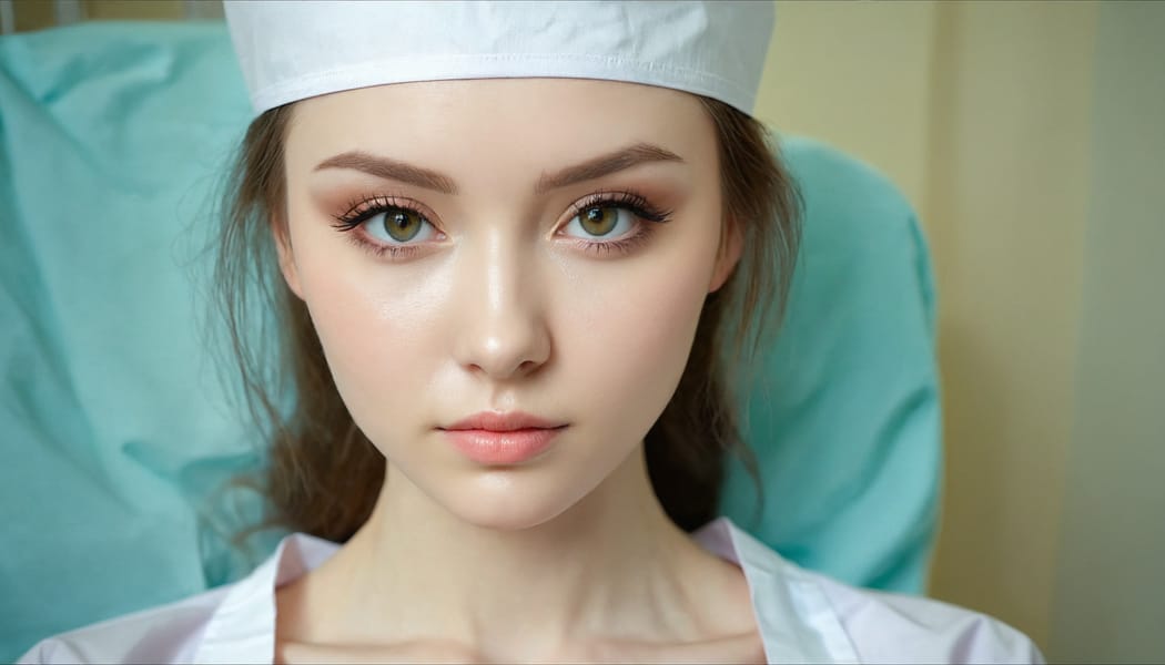 Tags: 21872187, SDXL
{"3": {"inputs": {"seed": 177284403966772, "steps": 32, "cfg": 5.67, "sampler_name": "dpmpp_2m", "scheduler": "karras", "denoise": 1.0, "model": ["27", 0], "positive": ["6", 0], "negative": ["7", 0], "latent_image": ["5", 0]}, "class_type": "KSampler"}, "4": {"inputs": {"ckpt_name": "juggernautxl.safetensors"}, "class_type": "CheckpointLoaderSimple"}, "5": {"inputs": {"width": 1344, "height": 768, "batch_size": 1}, "class_type": "EmptyLatentImage"}, "6": {"inputs": {"text": "26 year old girl, (ukrainian:0.96), (double eyelids:1.00), (seductive facial expression:1.03), (idol:1.09), (temptress:1.04), (beautiful eyes:0.95), (seductive pose:1.11), (sexy lips:1.01), (slim:0.98), (eyelashes:1.11), (blush:0.98), (detailed face:0.99), (pale skin:1.11), (in a seductive pose:0.95), (large perky breasts:1.08), (cleavage:1.00), (thigh gap:1.06), (nurse in uniform:1.08) working in a hospital ward, (natural looking skin:1.02), (RAW:1.07), (textured skin:1.00), (skin fuzz:1.02), (portra:1.07), (soft lighting:1.07), (film:1.04), (candid cinema:1.08), (detailed skin:1.04)", "clip": ["27", 1]}, "class_type": "CLIPTextEncode"}, "7": {"inputs": {"text": "(open mouth:1.10), (bad hands:1.12), (watermark:1.08), (low resolution:1.08), (twisted:1.10), (worst quality:1.06), (distorted:1.08)", "clip": ["27", 1]}, "class_type": "CLIPTextEncode"}, "8": {"inputs": {"samples": ["3", 0], "vae": ["4", 2]}, "class_type": "VAEDecode"}, "25": {"inputs": {"lora_name": "nudify_xl.safetensors", "strength_model": 0.05, "strength_clip": 0.22, "model": ["4", 0], "clip": ["4", 1]}, "class_type": "LoraLoader"}, "26": {"inputs": {"lora_name": "shirtlift_SDXL_v2.safetensors", "strength_model": 0.05, "strength_clip": 0.18, "model": ["25", 0], "clip": ["25", 1]}, "class_type": "LoraLoader"}, "27": {"inputs": {"lora_name": "PerfectEyesXL.safetensors", "strength_model": 0.06, "strength_clip": 0.04, "model": ["26", 0], "clip": ["26", 1]}, "class_type": "LoraLoader"}, "30": {"inputs": {"model_name": "4x_NMKD-Superscale-SP_178000_G.pth"}, "class_type": "UpscaleModelLoader"}, "31": {"inputs": {"upscale_model": ["30", 0], "image": ["8", 0]}, "class_type": "ImageUpscaleWithModel"}, "32": {"inputs": {"upscale_method": "lanczos", "scale_by": 0.5, "image": ["31", 0]}, "class_type": "ImageScaleBy"}, "33": {"inputs": {"pixels": ["32", 0], "vae": ["4", 2]}, "class_type": "VAEEncode"}, "34": {"inputs": {"seed": 177284403966772, "steps": 32, "cfg": 5.67, "sampler_name": "dpmpp_2m", "scheduler": "karras", "denoise": 0.3, "model": ["27", 0], "positive": ["6", 0], "negative": ["7", 0], "latent_image": ["33", 0]}, "class_type": "KSampler"}, "36": {"inputs": {"samples": ["34", 0], "vae": ["4", 2]}, "class_type": "VAEDecode"}, "39": {"inputs": {"filename_prefix": "comfyapi-1713414143005", "images": ["36", 0]}, "class_type": "SaveImage"}}