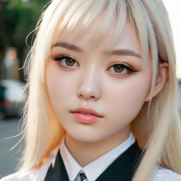 Tags: 21872187, SDXL
{"3": {"inputs": {"seed": 981575239882039, "steps": 32, "cfg": 6.34, "sampler_name": "dpmpp_2m", "scheduler": "karras", "denoise": 1.0, "model": ["27", 0], "positive": ["6", 0], "negative": ["7", 0], "latent_image": ["5", 0]}, "class_type": "KSampler"}, "4": {"inputs": {"ckpt_name": "juggernautxl.safetensors"}, "class_type": "CheckpointLoaderSimple"}, "5": {"inputs": {"width": 1024, "height": 1024, "batch_size": 1}, "class_type": "EmptyLatentImage"}, "6": {"inputs": {"text": "23 year old girl, (idol:1.10), (slim:1.03), (detailed face:0.95), (beautiful eyes:1.09), (cute:1.11), (seductive pose:1.13), (double eyelids:1.10), (pale skin:1.10), (sexy lips:1.10), (blush:0.96), (eyelashes:1.00), (seductive facial expression:0.95), (temptress:1.02), (in a seductive pose:1.04), (large perky breasts:0.95), (cleavage:0.97), (thigh gap:0.99), (school uniform:0.96), choker, busy street, (RAW:1.06), (natural looking skin:1.02), (skin fuzz:1.01), (detailed skin:1.04), (portra:1.09), (candid cinema:1.07), (textured skin:1.05), (soft lighting:1.01), (film:1.04)", "clip": ["27", 1]}, "class_type": "CLIPTextEncode"}, "7": {"inputs": {"text": "(bad hands:1.08), (worst quality:1.11), (twisted:1.13), (distorted:1.12), (low resolution:1.12), (open mouth:1.09), (watermark:1.11)", "clip": ["27", 1]}, "class_type": "CLIPTextEncode"}, "8": {"inputs": {"samples": ["3", 0], "vae": ["4", 2]}, "class_type": "VAEDecode"}, "25": {"inputs": {"lora_name": "nudify_xl.safetensors", "strength_model": 0.1, "strength_clip": 0.29, "model": ["4", 0], "clip": ["4", 1]}, "class_type": "LoraLoader"}, "26": {"inputs": {"lora_name": "shirtlift_SDXL_v2.safetensors", "strength_model": 0.03, "strength_clip": 0.16, "model": ["25", 0], "clip": ["25", 1]}, "class_type": "LoraLoader"}, "27": {"inputs": {"lora_name": "PerfectEyesXL.safetensors", "strength_model": 0.1, "strength_clip": 0.11, "model": ["26", 0], "clip": ["26", 1]}, "class_type": "LoraLoader"}, "30": {"inputs": {"model_name": "4x_NMKD-Superscale-SP_178000_G.pth"}, "class_type": "UpscaleModelLoader"}, "31": {"inputs": {"upscale_model": ["30", 0], "image": ["8", 0]}, "class_type": "ImageUpscaleWithModel"}, "32": {"inputs": {"upscale_method": "lanczos", "scale_by": 0.5, "image": ["31", 0]}, "class_type": "ImageScaleBy"}, "33": {"inputs": {"pixels": ["32", 0], "vae": ["4", 2]}, "class_type": "VAEEncode"}, "34": {"inputs": {"seed": 981575239882039, "steps": 32, "cfg": 6.34, "sampler_name": "dpmpp_2m", "scheduler": "karras", "denoise": 0.3, "model": ["27", 0], "positive": ["6", 0], "negative": ["7", 0], "latent_image": ["33", 0]}, "class_type": "KSampler"}, "36": {"inputs": {"samples": ["34", 0], "vae": ["4", 2]}, "class_type": "VAEDecode"}, "39": {"inputs": {"filename_prefix": "comfyapi-1716247660671", "images": ["36", 0]}, "class_type": "SaveImage"}}