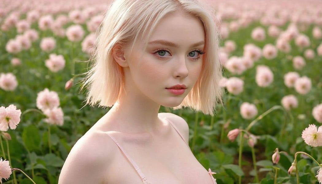 Tags: 21872187, SDXL
{"3": {"inputs": {"seed": 325622431366324, "steps": 32, "cfg": 7.59, "sampler_name": "dpmpp_2m", "scheduler": "karras", "denoise": 1.0, "model": ["27", 0], "positive": ["6", 0], "negative": ["7", 0], "latent_image": ["5", 0]}, "class_type": "KSampler"}, "4": {"inputs": {"ckpt_name": "juggernautxl.safetensors"}, "class_type": "CheckpointLoaderSimple"}, "5": {"inputs": {"width": 1344, "height": 768, "batch_size": 1}, "class_type": "EmptyLatentImage"}, "6": {"inputs": {"text": "23 year old girl, (irish:1.08), (idol:1.04), (cute:1.06), (pale skin:1.14), (slim:0.95), (blush:1.05), (eyelashes:0.96), (detailed face:1.04), (beautiful eyes:0.98), (seductive facial expression:1.14), (sexy lips:1.09), (double eyelids:0.99), (temptress:1.11), (seductive pose:1.06), (in a seductive pose:1.07), (large perky breasts:0.99), (cleavage:1.07), (thigh gap:1.08), wearing (translucent clothes:1.09) on a flower field, (detailed skin:1.04), (RAW:1.06), (candid cinema:1.02), (textured skin:1.06), (skin fuzz:1.00), (natural looking skin:1.04), (film:1.04), (portra:1.06), (soft lighting:1.03)", "clip": ["27", 1]}, "class_type": "CLIPTextEncode"}, "7": {"inputs": {"text": "(watermark:1.10), (twisted:1.12), (open mouth:1.07), (bad hands:1.13), (worst quality:1.13), (low resolution:1.09), (distorted:1.12)", "clip": ["27", 1]}, "class_type": "CLIPTextEncode"}, "8": {"inputs": {"samples": ["3", 0], "vae": ["4", 2]}, "class_type": "VAEDecode"}, "25": {"inputs": {"lora_name": "nudify_xl.safetensors", "strength_model": 0.39, "strength_clip": 0.34, "model": ["4", 0], "clip": ["4", 1]}, "class_type": "LoraLoader"}, "26": {"inputs": {"lora_name": "shirtlift_SDXL_v2.safetensors", "strength_model": 0.05, "strength_clip": 0.13, "model": ["25", 0], "clip": ["25", 1]}, "class_type": "LoraLoader"}, "27": {"inputs": {"lora_name": "PerfectEyesXL.safetensors", "strength_model": 0.15, "strength_clip": 0.11, "model": ["26", 0], "clip": ["26", 1]}, "class_type": "LoraLoader"}, "30": {"inputs": {"model_name": "4x_NMKD-Superscale-SP_178000_G.pth"}, "class_type": "UpscaleModelLoader"}, "31": {"inputs": {"upscale_model": ["30", 0], "image": ["8", 0]}, "class_type": "ImageUpscaleWithModel"}, "32": {"inputs": {"upscale_method": "lanczos", "scale_by": 0.5, "image": ["31", 0]}, "class_type": "ImageScaleBy"}, "33": {"inputs": {"pixels": ["32", 0], "vae": ["4", 2]}, "class_type": "VAEEncode"}, "34": {"inputs": {"seed": 325622431366324, "steps": 32, "cfg": 7.59, "sampler_name": "dpmpp_2m", "scheduler": "karras", "denoise": 0.3, "model": ["27", 0], "positive": ["6", 0], "negative": ["7", 0], "latent_image": ["33", 0]}, "class_type": "KSampler"}, "36": {"inputs": {"samples": ["34", 0], "vae": ["4", 2]}, "class_type": "VAEDecode"}, "39": {"inputs": {"filename_prefix": "comfyapi-1713907301012", "images": ["36", 0]}, "class_type": "SaveImage"}}