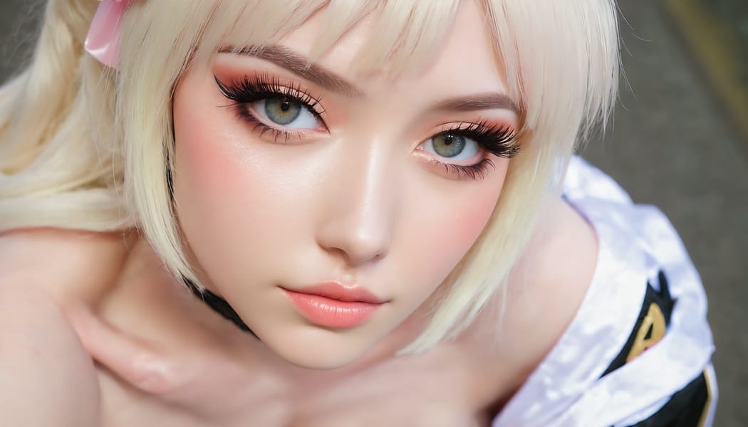 Tags: 21872187, SDXL
{"3": {"inputs": {"seed": 977825476954625, "steps": 64, "cfg": 6.72, "sampler_name": "dpmpp_2m", "scheduler": "karras", "denoise": 1.0, "model": ["27", 0], "positive": ["6", 0], "negative": ["7", 0], "latent_image": ["5", 0]}, "class_type": "KSampler"}, "4": {"inputs": {"ckpt_name": "juggernautxl.safetensors"}, "class_type": "CheckpointLoaderSimple"}, "5": {"inputs": {"width": 1344, "height": 768, "batch_size": 1}, "class_type": "EmptyLatentImage"}, "6": {"inputs": {"text": "27 year old girl, (ukrainian:1.14), (double eyelids:1.13), (blush:1.14), (temptress:1.06), (idol:1.14), (slim:1.03), (cute:1.04), (pale skin:1.06), (seductive pose:1.09), (detailed face:0.99), (eyelashes:1.07), (seductive facial expression:1.05), (sexy lips:1.11), (beautiful eyes:1.06), (on all fours:1.02), (spreading ass cheeks:1.04), (from behind:0.96), (backboob:1.06), (in a cosplay:1.14) at comiket posing for camera, (candid cinema:1.01), (textured skin:1.03), (RAW:1.08), (natural looking skin:1.05), (portra:1.06), (skin fuzz:1.04), (film:1.01), (soft lighting:1.06), (detailed skin:1.06)", "clip": ["27", 1]}, "class_type": "CLIPTextEncode"}, "7": {"inputs": {"text": "(watermark:1.13), (low resolution:1.11), (bad hands:1.07), (worst quality:1.13), (open mouth:1.08), (distorted:1.09), (twisted:1.06)", "clip": ["27", 1]}, "class_type": "CLIPTextEncode"}, "8": {"inputs": {"samples": ["3", 0], "vae": ["4", 2]}, "class_type": "VAEDecode"}, "25": {"inputs": {"lora_name": "nudify_xl.safetensors", "strength_model": 0.12, "strength_clip": 0.2, "model": ["4", 0], "clip": ["4", 1]}, "class_type": "LoraLoader"}, "26": {"inputs": {"lora_name": "shirtlift_SDXL_v2.safetensors", "strength_model": 0.02, "strength_clip": 0.19, "model": ["25", 0], "clip": ["25", 1]}, "class_type": "LoraLoader"}, "27": {"inputs": {"lora_name": "PerfectEyesXL.safetensors", "strength_model": 0.18, "strength_clip": 0.15, "model": ["26", 0], "clip": ["26", 1]}, "class_type": "LoraLoader"}, "30": {"inputs": {"model_name": "4x_NMKD-Superscale-SP_178000_G.pth"}, "class_type": "UpscaleModelLoader"}, "31": {"inputs": {"upscale_model": ["30", 0], "image": ["8", 0]}, "class_type": "ImageUpscaleWithModel"}, "32": {"inputs": {"upscale_method": "lanczos", "scale_by": 0.5, "image": ["31", 0]}, "class_type": "ImageScaleBy"}, "33": {"inputs": {"pixels": ["32", 0], "vae": ["4", 2]}, "class_type": "VAEEncode"}, "34": {"inputs": {"seed": 977825476954625, "steps": 64, "cfg": 6.72, "sampler_name": "dpmpp_2m", "scheduler": "karras", "denoise": 0.3, "model": ["27", 0], "positive": ["6", 0], "negative": ["7", 0], "latent_image": ["33", 0]}, "class_type": "KSampler"}, "36": {"inputs": {"samples": ["34", 0], "vae": ["4", 2]}, "class_type": "VAEDecode"}, "39": {"inputs": {"filename_prefix": "comfyapi-1713662291963", "images": ["36", 0]}, "class_type": "SaveImage"}}