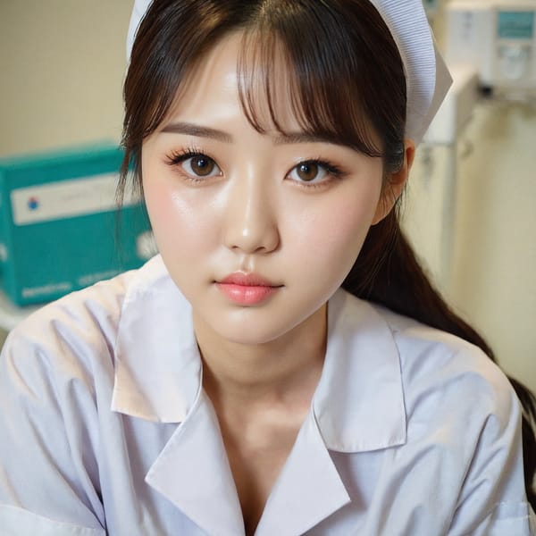 Tags: 21872187, SDXL
{"3": {"inputs": {"seed": 368939158307892, "steps": 32, "cfg": 7.39, "sampler_name": "dpmpp_2m", "scheduler": "karras", "denoise": 1.0, "model": ["27", 0], "positive": ["6", 0], "negative": ["7", 0], "latent_image": ["5", 0]}, "class_type": "KSampler"}, "4": {"inputs": {"ckpt_name": "juggernautxl.safetensors"}, "class_type": "CheckpointLoaderSimple"}, "5": {"inputs": {"width": 1024, "height": 1024, "batch_size": 1}, "class_type": "EmptyLatentImage"}, "6": {"inputs": {"text": "26 year old girl, (korean:0.99), (double eyelids:1.14), (blush:1.03), (slim:0.95), (beautiful eyes:1.04), (eyelashes:0.95), (seductive pose:1.12), (detailed face:1.10), (cute:1.10), (idol:0.99), (sexy lips:1.09), (seductive facial expression:0.98), (pale skin:1.04), (in a seductive pose:1.10), (large perky breasts:0.98), (cleavage:1.10), (thigh gap:0.99), (nurse in uniform:1.07) working in a hospital ward, (soft lighting:1.07), (detailed skin:1.06), (natural looking skin:1.09), (textured skin:1.01), (candid cinema:1.00), (RAW:1.01), (skin fuzz:1.09), (film:1.00), (portra:1.05)", "clip": ["27", 1]}, "class_type": "CLIPTextEncode"}, "7": {"inputs": {"text": "(open mouth:1.09), (low resolution:1.09), (distorted:1.07), (worst quality:1.14), (bad hands:1.05), (twisted:1.06), (watermark:1.10)", "clip": ["27", 1]}, "class_type": "CLIPTextEncode"}, "8": {"inputs": {"samples": ["3", 0], "vae": ["4", 2]}, "class_type": "VAEDecode"}, "25": {"inputs": {"lora_name": "nudify_xl.safetensors", "strength_model": 0.14, "strength_clip": 0.34, "model": ["4", 0], "clip": ["4", 1]}, "class_type": "LoraLoader"}, "26": {"inputs": {"lora_name": "shirtlift_SDXL_v2.safetensors", "strength_model": 0.02, "strength_clip": 0.0, "model": ["25", 0], "clip": ["25", 1]}, "class_type": "LoraLoader"}, "27": {"inputs": {"lora_name": "PerfectEyesXL.safetensors", "strength_model": 0.18, "strength_clip": 0.13, "model": ["26", 0], "clip": ["26", 1]}, "class_type": "LoraLoader"}, "30": {"inputs": {"model_name": "4x_NMKD-Superscale-SP_178000_G.pth"}, "class_type": "UpscaleModelLoader"}, "31": {"inputs": {"upscale_model": ["30", 0], "image": ["8", 0]}, "class_type": "ImageUpscaleWithModel"}, "32": {"inputs": {"upscale_method": "lanczos", "scale_by": 0.5, "image": ["31", 0]}, "class_type": "ImageScaleBy"}, "33": {"inputs": {"pixels": ["32", 0], "vae": ["4", 2]}, "class_type": "VAEEncode"}, "34": {"inputs": {"seed": 368939158307892, "steps": 32, "cfg": 7.39, "sampler_name": "dpmpp_2m", "scheduler": "karras", "denoise": 0.3, "model": ["27", 0], "positive": ["6", 0], "negative": ["7", 0], "latent_image": ["33", 0]}, "class_type": "KSampler"}, "36": {"inputs": {"samples": ["34", 0], "vae": ["4", 2]}, "class_type": "VAEDecode"}, "39": {"inputs": {"filename_prefix": "comfyapi-1724815343225", "images": ["36", 0]}, "class_type": "SaveImage"}}