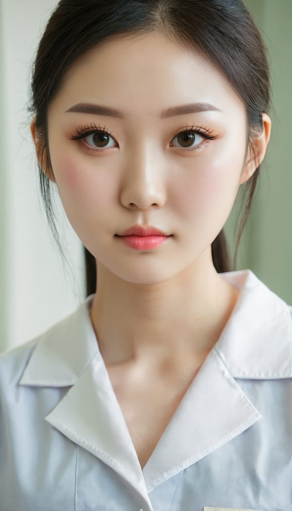 Tags: 21872187, SDXL
{"3": {"inputs": {"seed": 786910785365744, "steps": 32, "cfg": 7.27, "sampler_name": "dpmpp_2m", "scheduler": "karras", "denoise": 1.0, "model": ["27", 0], "positive": ["6", 0], "negative": ["7", 0], "latent_image": ["5", 0]}, "class_type": "KSampler"}, "4": {"inputs": {"ckpt_name": "juggernautxl.safetensors"}, "class_type": "CheckpointLoaderSimple"}, "5": {"inputs": {"width": 768, "height": 1344, "batch_size": 1}, "class_type": "EmptyLatentImage"}, "6": {"inputs": {"text": "26 year old girl, (chinese:1.13), (eyelashes:0.98), (beautiful eyes:1.12), (pale skin:1.03), (blush:1.07), (detailed face:1.13), (double eyelids:1.05), (seductive facial expression:1.05), (temptress:1.09), (seductive pose:1.11), (cute:1.11), (sexy lips:0.96), (slim:1.08), (idol:1.13), (in a seductive pose:1.09), (large perky breasts:1.08), (cleavage:0.99), (thigh gap:1.05), (nurse in uniform:1.05) working in a hospital ward, (film:1.00), (detailed skin:1.02), (RAW:1.08), (portra:1.01), (textured skin:1.00), (candid cinema:1.09), (natural looking skin:1.02), (soft lighting:1.06), (skin fuzz:1.06)", "clip": ["27", 1]}, "class_type": "CLIPTextEncode"}, "7": {"inputs": {"text": "(open mouth:1.07), (bad hands:1.12), (watermark:1.07), (low resolution:1.14), (twisted:1.05), (worst quality:1.05), (distorted:1.13)", "clip": ["27", 1]}, "class_type": "CLIPTextEncode"}, "8": {"inputs": {"samples": ["3", 0], "vae": ["4", 2]}, "class_type": "VAEDecode"}, "25": {"inputs": {"lora_name": "nudify_xl.safetensors", "strength_model": 0.27, "strength_clip": 0.07, "model": ["4", 0], "clip": ["4", 1]}, "class_type": "LoraLoader"}, "26": {"inputs": {"lora_name": "shirtlift_SDXL_v2.safetensors", "strength_model": 0.17, "strength_clip": 0.1, "model": ["25", 0], "clip": ["25", 1]}, "class_type": "LoraLoader"}, "27": {"inputs": {"lora_name": "PerfectEyesXL.safetensors", "strength_model": 0.13, "strength_clip": 0.09, "model": ["26", 0], "clip": ["26", 1]}, "class_type": "LoraLoader"}, "30": {"inputs": {"model_name": "4x_NMKD-Superscale-SP_178000_G.pth"}, "class_type": "UpscaleModelLoader"}, "31": {"inputs": {"upscale_model": ["30", 0], "image": ["8", 0]}, "class_type": "ImageUpscaleWithModel"}, "32": {"inputs": {"upscale_method": "lanczos", "scale_by": 0.5, "image": ["31", 0]}, "class_type": "ImageScaleBy"}, "33": {"inputs": {"pixels": ["32", 0], "vae": ["4", 2]}, "class_type": "VAEEncode"}, "34": {"inputs": {"seed": 786910785365744, "steps": 32, "cfg": 7.27, "sampler_name": "dpmpp_2m", "scheduler": "karras", "denoise": 0.3, "model": ["27", 0], "positive": ["6", 0], "negative": ["7", 0], "latent_image": ["33", 0]}, "class_type": "KSampler"}, "36": {"inputs": {"samples": ["34", 0], "vae": ["4", 2]}, "class_type": "VAEDecode"}, "39": {"inputs": {"filename_prefix": "comfyapi-1716924544327", "images": ["36", 0]}, "class_type": "SaveImage"}}