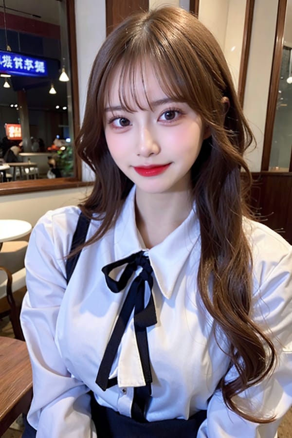 Tags: 21872187
<lora:JapaneseDollLikeness_v15:0.60>, (russian:1.07), (waitress wearing uniform:1.10), restaurant, <lora:skirtlift-v4:0.82 <lora:Addams:0.31>, extremely detailed face, cute, sexy lips, seductive smile, double eyelids, eyelashes, perky breasts, 4K, delicate and beautiful girl, solo, (stunningly attractive:1.05), (dramatic:1.09)
Negative prompt: drawings, sketches, paintings, anime, black and white, (normal quality:2.14), (worst quality:2.18)
Steps: 32, Sampler: DPM++ 2M Karras, CFG scale: 5.62, Seed: 2655770206, Size: 512x768, Model hash: fc2511737a, Model: chilloutmix_NiPrunedFp32Fix, Seed resize from: -1x-1, Denoising strength: 0.3, Version: v1.2.1, Hires upscale: 3.0, Hires steps: 16, Hires upscaler: ESRGAN_4x