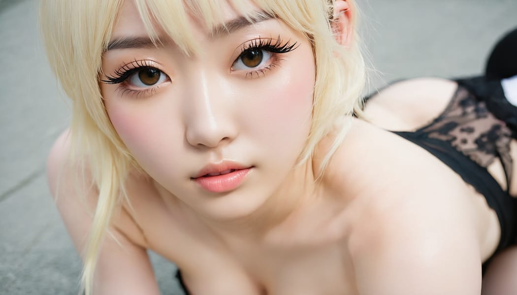 Tags: 21872187, SDXL
{"3": {"inputs": {"seed": 733253928041799, "steps": 64, "cfg": 5.84, "sampler_name": "dpmpp_2m", "scheduler": "karras", "denoise": 1.0, "model": ["27", 0], "positive": ["6", 0], "negative": ["7", 0], "latent_image": ["5", 0]}, "class_type": "KSampler"}, "4": {"inputs": {"ckpt_name": "juggernautxl.safetensors"}, "class_type": "CheckpointLoaderSimple"}, "5": {"inputs": {"width": 1344, "height": 768, "batch_size": 1}, "class_type": "EmptyLatentImage"}, "6": {"inputs": {"text": "21 year old girl, (korean:1.05), (seductive facial expression:1.05), (sexy lips:1.14), (slim:1.08), (cute:1.14), (temptress:1.04), (idol:0.99), (blush:1.07), (beautiful eyes:1.03), (detailed face:1.03), (double eyelids:1.12), (seductive pose:0.97), (pale skin:1.14), (eyelashes:1.14), (on all fours:0.99), (spreading ass cheeks:0.95), (from behind:1.13), (backboob:1.10), (in a cosplay:1.12) at comiket posing for camera, (natural looking skin:1.08), (candid cinema:1.00), (portra:1.03), (textured skin:1.09), (film:1.04), (soft lighting:1.08), (skin fuzz:1.01), (detailed skin:1.01), (RAW:1.05)", "clip": ["27", 1]}, "class_type": "CLIPTextEncode"}, "7": {"inputs": {"text": "(low resolution:1.12), (watermark:1.06), (twisted:1.13), (worst quality:1.11), (distorted:1.10), (open mouth:1.14), (bad hands:1.12)", "clip": ["27", 1]}, "class_type": "CLIPTextEncode"}, "8": {"inputs": {"samples": ["3", 0], "vae": ["4", 2]}, "class_type": "VAEDecode"}, "25": {"inputs": {"lora_name": "nudify_xl.safetensors", "strength_model": 0.19, "strength_clip": 0.14, "model": ["4", 0], "clip": ["4", 1]}, "class_type": "LoraLoader"}, "26": {"inputs": {"lora_name": "shirtlift_SDXL_v2.safetensors", "strength_model": 0.03, "strength_clip": 0.15, "model": ["25", 0], "clip": ["25", 1]}, "class_type": "LoraLoader"}, "27": {"inputs": {"lora_name": "PerfectEyesXL.safetensors", "strength_model": 0.11, "strength_clip": 0.11, "model": ["26", 0], "clip": ["26", 1]}, "class_type": "LoraLoader"}, "30": {"inputs": {"model_name": "4x_NMKD-Superscale-SP_178000_G.pth"}, "class_type": "UpscaleModelLoader"}, "31": {"inputs": {"upscale_model": ["30", 0], "image": ["8", 0]}, "class_type": "ImageUpscaleWithModel"}, "32": {"inputs": {"upscale_method": "lanczos", "scale_by": 0.5, "image": ["31", 0]}, "class_type": "ImageScaleBy"}, "33": {"inputs": {"pixels": ["32", 0], "vae": ["4", 2]}, "class_type": "VAEEncode"}, "34": {"inputs": {"seed": 733253928041799, "steps": 64, "cfg": 5.84, "sampler_name": "dpmpp_2m", "scheduler": "karras", "denoise": 0.3, "model": ["27", 0], "positive": ["6", 0], "negative": ["7", 0], "latent_image": ["33", 0]}, "class_type": "KSampler"}, "36": {"inputs": {"samples": ["34", 0], "vae": ["4", 2]}, "class_type": "VAEDecode"}, "39": {"inputs": {"filename_prefix": "comfyapi-1724962820320", "images": ["36", 0]}, "class_type": "SaveImage"}}